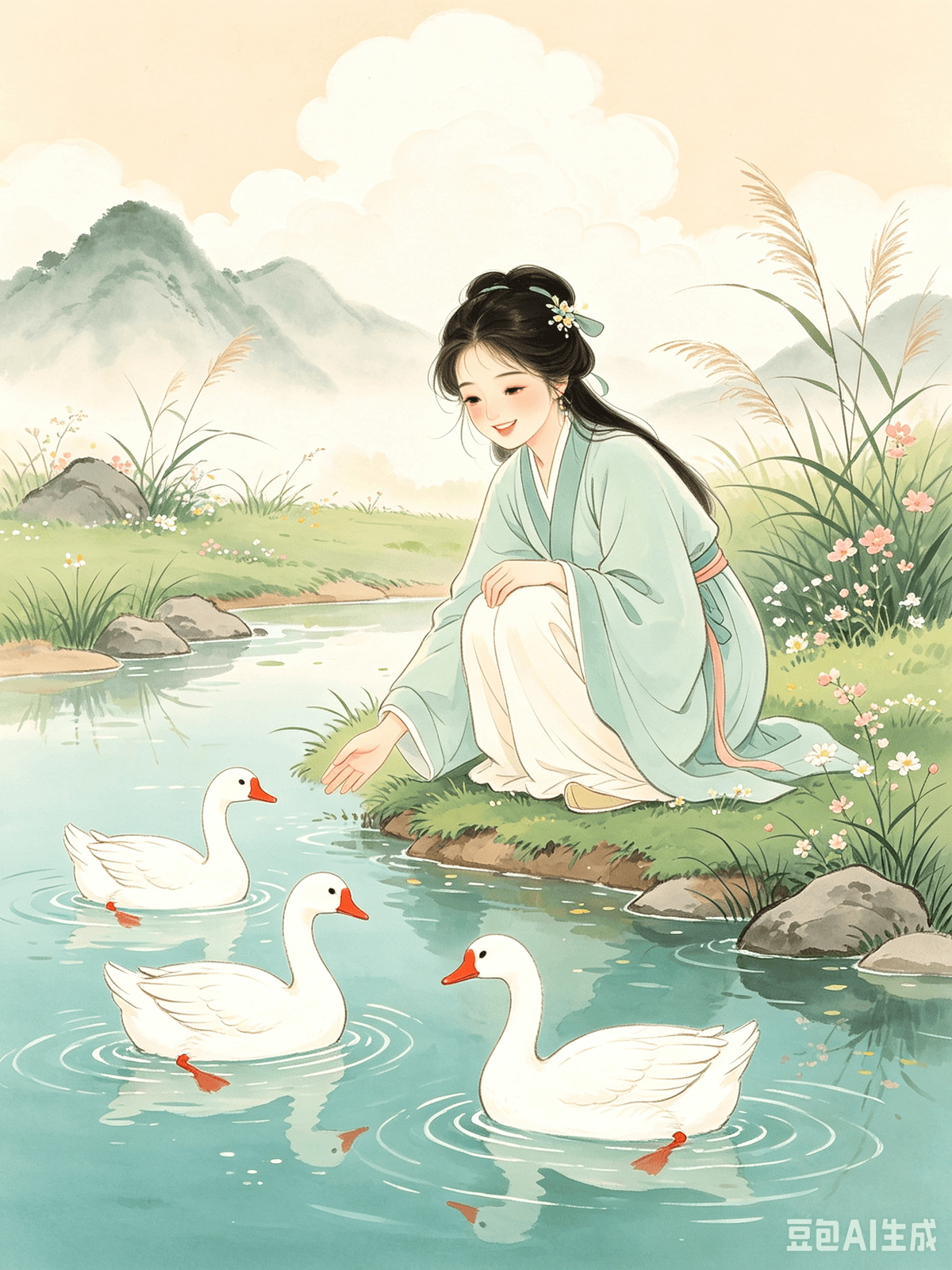 Ten Healing Poems from the Early Tang: Dissolving Overthinking, Cultivating a Relaxed Life Chapter 5: Luo Binwang's Ode to a Goose — Reclaiming Childlike Innocence, Simple Joy, and Alleviating Complex Adult Anxieties Ten Healing Poems from the Early Tang: Dissolving Overthinking, Cultivating a Relaxed Life Chapter 5: Luo Binwang's Ode to a Goose — Reclaiming Childlike Innocence, Simple Joy, and Alleviating Complex Adult Anxieties