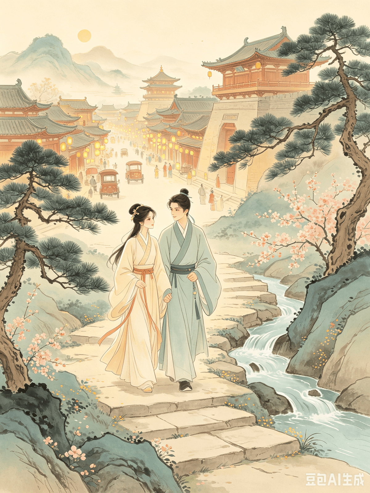 Ten Healing Poems from the Early Tang: Dissolving Overthinking, Cultivating a Relaxed Life Chapter 4: Lu Zhaolin's Ancient Tune of Chang'an (Excerpt) — Accepting Emotional Regrets, Cherishing Present Companionship I. The Original Poem (Excerpt) The grand avenues of Chang'an connect to narrow lanes, Where green oxen, white horses, and seven-fragrant carriages pass. ... If we could become like the bi mu fish, what death would we refuse? We wish to be mandarin ducks, envying no immortals. Truly enviable are the bi mu fish and mandarin ducks, going and coming in pairs—but do you not see? The seasons and their beauty do not wait; Mulberry fields turn into blue seas in an instant. Where once were golden stairs and halls of white jade, Now only green pines remain. II. Interpretation Ancient Tune of Chang'an vividly depicts the bustling streets and romantic stirrings of the Tang capital. Lu Zhaolin, who spent half his life battling illness and experiencing tumultuous love, witnessed both the city's ultimate vivacity and the bitter loneliness of separation. This excerpt, balancing profound romantic devotion with the transient nature of existence, offers one of the Early Tang's most insightful reflections on love and life. Everyone knows the deep sentiment of "If we could become like the bi mu fish, what death would we refuse? We wish to be mandarin ducks, envying no immortals." These lines express a willingness to give everything for a reciprocated love, a longing for lasting companionship and a perfectly fulfilled life. Yet, the poet's brush immediately shifts, revealing a fundamental truth: the changing seasons and their beauty do not wait; vast landscapes transform in an instant. Just as mulberry fields can become blue seas, so too will past prosperity and fervent love inevitably fade with time. Whether it's grand splendor or deepest affection, nothing remains eternally unchanged. This poem challenges the ancient obsession with perfect, everlasting love and companionship. Its core healing logic is clearly stratified: First, it affirms the preciousness of sincere affection. When you meet a compatible soul, cherish the warmth of the present moment. Second, it encourages the candid acceptance of romantic regrets, partings, and unrequited love. Gatherings and separations are a natural part of destiny; no one can accompany you to the very end. Finally, it advises against clinging to eternity or demanding perfection. There's no need to torment yourself over lost love. Lu Zhaolin himself suffered from unrequited love and prolonged illness, yet he reconciled with his regrets: cherish what you have when you have it, let go peacefully when it's lost. Deep attachment is the true root of pain. III. Practical Application Over 70% of mental exhaustion among modern adults stems from emotional attachments: • After a breakup, endlessly replaying relationship faults, unable to move on from an ex, agonizing over unrequited love, and sinking into sadness late at night. • In relationships, experiencing extreme insecurity, checking on partners, suspicions, fear of breakup, and using a partner as an emotional crutch. • Envy of others' "perfect" relationships, feeling inferior when alone. • In marriage, dwelling on past conflicts, clinging to mistakes, unable to let go, and constantly immersed in negative emotions, leading to insomnia, low spirits, and self-consumption. Many are trapped by the notion that "love must last a lifetime" or "love must have a perfect outcome," unable to accept emotional imperfections and defining temporary companionship as a life failure. This poem offers principles for emotional relaxation: 1. Let go of the obsession with perfect love. Most relationships are but a phase of companionship. Love doesn't have to last forever; simply meeting is fate. Unrequited love is a normal part of life, not a sign that you are not good enough. 2. When you have love, cherish it wholeheartedly. Don't squander sincerity or consume carelessly. Cherish the companionship of the present moment, striving not to leave regrets. 3. After a farewell, withdraw promptly. Don't cling, don't look back, and don't demean yourself. There's no need to romanticize the past or blame yourself for mistakes. 4. Solitude is also normal. There's no need to envy others in couples, nor to settle for love just to escape loneliness. Accept emotional regrets, allow affection to dissipate. Take back control of your emotions, finding security within yourself rather than depending on love. This way, you can bid farewell to romantic emo and heal emotional wounds. Dix poèmes de guérison du début de la dynastie Tang : Dissoudre les ruminations, cultiver la sérénité Chapitre 4 : L'Ancienne Mélodie de Chang'an de Lu Zhaolin (Extrait) — Accepter les regrets, chérir les moments présents I. Le poème original (Extrait) Les grandes avenues de Chang'an se fondent dans d'étroites ruelles, où passent bœufs verts, chevaux blancs et carrosses aux sept parfums. … Si nous pouvions devenir comme le poisson bi mu, quelle mort refuserions-nous ? Nous souhaitons être des canards mandarins, sans envier les immortels. Vraiment enviables sont le poisson bi mu et les canards mandarins, allant et venant par couples — mais ne voyez-vous pas ? Les saisons et leur beauté n'attendent pas ; les champs de mûriers se transforment en mers bleues en un instant. Là où se dressaient jadis des escaliers d'or et des salles de jade blanc, il ne reste plus que des pins verts. II. Interprétation L'Ancienne Mélodie de Chang'an dépeint avec vivacité l'animation des rues et l'atmosphère romantique de la capitale Tang. Lu Zhaolin, qui passa la moitié de sa vie à lutter contre la maladie et à vivre un amour tumultueux, fut témoin de la vitalité exubérante de la ville et de l'amère solitude de la séparation. Cet extrait, qui mêle un profond dévouement romantique à la nature éphémère de l'existence, offre l'une des réflexions les plus perspicaces de la dynastie Tang du début du XXe siècle sur l'amour et la vie. Chacun connaît la profonde signification de ces vers : « Si nous pouvions devenir comme le poisson bi mu, quelle mort refuserions-nous ? Nous souhaitons être des canards mandarins, sans envier les immortels. » Ces vers expriment la volonté de tout sacrifier pour un amour partagé, le désir d'une compagnie durable et d'une vie pleinement accomplie. Pourtant, le pinceau du poète change aussitôt, révélant une vérité fondamentale : le changement des saisons et leur beauté sont implacables ; les vastes paysages se métamorphosent en un instant. De même que les champs de mûriers peuvent se muer en mers bleues, la prospérité passée et l'amour ardent s'estompent inévitablement avec le temps. Qu'il s'agisse de splendeur grandiose ou d'affection profonde, rien ne demeure éternellement inchangé. Ce poème remet en question l'obsession ancestrale de l'amour et de la compagnie parfaits et éternels. Sa logique de guérison fondamentale est clairement structurée en plusieurs strates : premièrement, il affirme la préciosité de l'affection sincère. Lorsque vous rencontrez une âme sœur, chérissez la chaleur de l'instant présent. Deuxièmement, il encourage l'acceptation sincère des regrets amoureux, des séparations et de l'amour non partagé. Les rencontres et les séparations font naturellement partie du destin ; nul ne peut vous accompagner jusqu'à la fin. Enfin, il déconseille de s'accrocher à l'éternité ou d'exiger la perfection. Il est inutile de se tourmenter pour un amour perdu. Lu Zhaolin lui-même a souffert d'un amour non partagé et d'une longue maladie, pourtant il a fait la paix avec ses regrets : chérissez ce que vous avez tant que vous l'avez, laissez partir en paix ce que vous perdez. L'attachement profond est la véritable source de la souffrance. III. Application pratique : Plus de 70 % de l'épuisement mental chez les adultes modernes provient des attachements émotionnels : • Après une rupture, ressasser sans cesse les erreurs de la relation, être incapable de tourner la page, souffrir d'un amour non partagé et sombrer dans la tristesse tard dans la nuit. • Dans les relations, éprouver une insécurité extrême, surveiller constamment son/sa partenaire, avoir des soupçons, craindre la rupture et utiliser son/sa partenaire comme une béquille émotionnelle. • Envier les relations « parfaites » des autres et se sentir inférieur lorsqu'on est seul. • Dans le mariage, ressasser les conflits passés, s'accrocher aux erreurs, être incapable de lâcher prise et être constamment plongé dans des émotions négatives, ce qui entraîne insomnie, déprime et repli sur soi. Nombreux sont ceux qui sont prisonniers de l'idée que « l'amour doit durer toute une vie » ou que « l'amour doit avoir une fin parfaite », incapables d'accepter les imperfections émotionnelles et considérant une relation passagère comme un échec. Ce poème propose des principes pour se détendre émotionnellement : 1. Lâcher prise sur l'obsession de l'amour parfait. La plupart des relations ne sont qu'une phase de vie commune. L'amour n'a pas à durer éternellement ; une simple rencontre est le fruit du destin. L'amour non partagé est une réalité de la vie, et non un signe d'infériorité. 2. Quand l'amour est là, chérissez-le de tout votre cœur. Ne gaspillez pas la sincérité et ne le gaspillez pas. Appréciez la compagnie de l'instant présent, en vous efforçant de ne laisser aucun regret. 3. Après une séparation, prenez vos distances rapidement. Ne vous accrochez pas, ne vous retournez pas et ne vous dévalorisez pas. Inutile d'idéaliser le passé ou de vous reprocher vos erreurs. 4. La solitude est également normale. Inutile d'envier les couples, ni de se contenter d'un amour superficiel pour échapper à la solitude. Acceptez vos regrets, laissez l'affection s'estomper. Reprenez le contrôle de vos émotions, trouvez la sécurité en vous-même plutôt que de dépendre de l'amour. Ainsi, vous pourrez dire adieu aux tourments amoureux et guérir vos blessures émotionnelles. Ten Healing Poems from the Early Tang: Dissolving Overthinking, Cultivating a Relaxed Life Chapter 4: Lu Zhaolin's Ancient Tune of Chang'an (Excerpt) — Accepting Emotional Regrets, Cherishing Present Companionship I. The Original Poem (Excerpt) The grand avenues of Chang'an connect to narrow lanes, Where green oxen, white horses, and seven-fragrant carriages pass. ... If we could become like the bi mu fish, what death would we refuse? We wish to be mandarin ducks, envying no immortals. Truly enviable are the bi mu fish and mandarin ducks, going and coming in pairs—but do you not see? The seasons and their beauty do not wait; Mulberry fields turn into blue seas in an instant. Where once were golden stairs and halls of white jade, Now only green pines remain. II. Interpretation Ancient Tune of Chang'an vividly depicts the bustling streets and romantic stirrings of the Tang capital. Lu Zhaolin, who spent half his life battling illness and experiencing tumultuous love, witnessed both the city's ultimate vivacity and the bitter loneliness of separation. This excerpt, balancing profound romantic devotion with the transient nature of existence, offers one of the Early Tang's most insightful reflections on love and life. Everyone knows the deep sentiment of "If we could become like the bi mu fish, what death would we refuse? We wish to be mandarin ducks, envying no immortals." These lines express a willingness to give everything for a reciprocated love, a longing for lasting companionship and a perfectly fulfilled life. Yet, the poet's brush immediately shifts, revealing a fundamental truth: the changing seasons and their beauty do not wait; vast landscapes transform in an instant. Just as mulberry fields can become blue seas, so too will past prosperity and fervent love inevitably fade with time. Whether it's grand splendor or deepest affection, nothing remains eternally unchanged. This poem challenges the ancient obsession with perfect, everlasting love and companionship. Its core healing logic is clearly stratified: First, it affirms the preciousness of sincere affection. When you meet a compatible soul, cherish the warmth of the present moment. Second, it encourages the candid acceptance of romantic regrets, partings, and unrequited love. Gatherings and separations are a natural part of destiny; no one can accompany you to the very end. Finally, it advises against clinging to eternity or demanding perfection. There's no need to torment yourself over lost love. Lu Zhaolin himself suffered from unrequited love and prolonged illness, yet he reconciled with his regrets: cherish what you have when you have it, let go peacefully when it's lost. Deep attachment is the true root of pain. III. Practical Application Over 70% of mental exhaustion among modern adults stems from emotional attachments: • After a breakup, endlessly replaying relationship faults, unable to move on from an ex, agonizing over unrequited love, and sinking into sadness late at night. • In relationships, experiencing extreme insecurity, checking on partners, suspicions, fear of breakup, and using a partner as an emotional crutch. • Envy of others' "perfect" relationships, feeling inferior when alone. • In marriage, dwelling on past conflicts, clinging to mistakes, unable to let go, and constantly immersed in negative emotions, leading to insomnia, low spirits, and self-consumption. Many are trapped by the notion that "love must last a lifetime" or "love must have a perfect outcome," unable to accept emotional imperfections and defining temporary companionship as a life failure. This poem offers principles for emotional relaxation: 1. Let go of the obsession with perfect love. Most relationships are but a phase of companionship. Love doesn't have to last forever; simply meeting is fate. Unrequited love is a normal part of life, not a sign that you are not good enough. 2. When you have love, cherish it wholeheartedly. Don't squander sincerity or consume carelessly. Cherish the companionship of the present moment, striving not to leave regrets. 3. After a farewell, withdraw promptly. Don't cling, don't look back, and don't demean yourself. There's no need to romanticize the past or blame yourself for mistakes. 4. Solitude is also normal. There's no need to envy others in couples, nor to settle for love just to escape loneliness. Accept emotional regrets, allow affection to dissipate. Take back control of your emotions, finding security within yourself rather than depending on love. This way, you can bid farewell to romantic emo and heal emotional wounds. Dix poèmes de guérison du début de la dynastie Tang : Dissoudre les ruminations, cultiver la sérénité Chapitre 4 : L'Ancienne Mélodie de Chang'an de Lu Zhaolin (Extrait) — Accepter les regrets, chérir les moments présents I. Le poème original (Extrait) Les grandes avenues de Chang'an se fondent dans d'étroites ruelles, où passent bœufs verts, chevaux blancs et carrosses aux sept parfums. … Si nous pouvions devenir comme le poisson bi mu, quelle mort refuserions-nous ? Nous souhaitons être des canards mandarins, sans envier les immortels. Vraiment enviables sont le poisson bi mu et les canards mandarins, allant et venant par couples — mais ne voyez-vous pas ? Les saisons et leur beauté n'attendent pas ; les champs de mûriers se transforment en mers bleues en un instant. Là où se dressaient jadis des escaliers d'or et des salles de jade blanc, il ne reste plus que des pins verts. II. Interprétation L'Ancienne Mélodie de Chang'an dépeint avec vivacité l'animation des rues et l'atmosphère romantique de la capitale Tang. Lu Zhaolin, qui passa la moitié de sa vie à lutter contre la maladie et à vivre un amour tumultueux, fut témoin de la vitalité exubérante de la ville et de l'amère solitude de la séparation. Cet extrait, qui mêle un profond dévouement romantique à la nature éphémère de l'existence, offre l'une des réflexions les plus perspicaces de la dynastie Tang du début du XXe siècle sur l'amour et la vie. Chacun connaît la profonde signification de ces vers : « Si nous pouvions devenir comme le poisson bi mu, quelle mort refuserions-nous ? Nous souhaitons être des canards mandarins, sans envier les immortels. » Ces vers expriment la volonté de tout sacrifier pour un amour partagé, le désir d'une compagnie durable et d'une vie pleinement accomplie. Pourtant, le pinceau du poète change aussitôt, révélant une vérité fondamentale : le changement des saisons et leur beauté sont implacables ; les vastes paysages se métamorphosent en un instant. De même que les champs de mûriers peuvent se muer en mers bleues, la prospérité passée et l'amour ardent s'estompent inévitablement avec le temps. Qu'il s'agisse de splendeur grandiose ou d'affection profonde, rien ne demeure éternellement inchangé. Ce poème remet en question l'obsession ancestrale de l'amour et de la compagnie parfaits et éternels. Sa logique de guérison fondamentale est clairement structurée en plusieurs strates : premièrement, il affirme la préciosité de l'affection sincère. Lorsque vous rencontrez une âme sœur, chérissez la chaleur de l'instant présent. Deuxièmement, il encourage l'acceptation sincère des regrets amoureux, des séparations et de l'amour non partagé. Les rencontres et les séparations font naturellement partie du destin ; nul ne peut vous accompagner jusqu'à la fin. Enfin, il déconseille de s'accrocher à l'éternité ou d'exiger la perfection. Il est inutile de se tourmenter pour un amour perdu. Lu Zhaolin lui-même a souffert d'un amour non partagé et d'une longue maladie, pourtant il a fait la paix avec ses regrets : chérissez ce que vous avez tant que vous l'avez, laissez partir en paix ce que vous perdez. L'attachement profond est la véritable source de la souffrance. III. Application pratique : Plus de 70 % de l'épuisement mental chez les adultes modernes provient des attachements émotionnels : • Après une rupture, ressasser sans cesse les erreurs de la relation, être incapable de tourner la page, souffrir d'un amour non partagé et sombrer dans la tristesse tard dans la nuit. • Dans les relations, éprouver une insécurité extrême, surveiller constamment son/sa partenaire, avoir des soupçons, craindre la rupture et utiliser son/sa partenaire comme une béquille émotionnelle. • Envier les relations « parfaites » des autres et se sentir inférieur lorsqu'on est seul. • Dans le mariage, ressasser les conflits passés, s'accrocher aux erreurs, être incapable de lâcher prise et être constamment plongé dans des émotions négatives, ce qui entraîne insomnie, déprime et repli sur soi. Nombreux sont ceux qui sont prisonniers de l'idée que « l'amour doit durer toute une vie » ou que « l'amour doit avoir une fin parfaite », incapables d'accepter les imperfections émotionnelles et considérant une relation passagère comme un échec. Ce poème propose des principes pour se détendre émotionnellement : 1. Lâcher prise sur l'obsession de l'amour parfait. La plupart des relations ne sont qu'une phase de vie commune. L'amour n'a pas à durer éternellement ; une simple rencontre est le fruit du destin. L'amour non partagé est une réalité de la vie, et non un signe d'infériorité. 2. Quand l'amour est là, chérissez-le de tout votre cœur. Ne gaspillez pas la sincérité et ne le gaspillez pas. Appréciez la compagnie de l'instant présent, en vous efforçant de ne laisser aucun regret. 3. Après une séparation, prenez vos distances rapidement. Ne vous accrochez pas, ne vous retournez pas et ne vous dévalorisez pas. Inutile d'idéaliser le passé ou de vous reprocher vos erreurs. 4. La solitude est également normale. Inutile d'envier les couples, ni de se contenter d'un amour superficiel pour échapper à la solitude. Acceptez vos regrets, laissez l'affection s'estomper. Reprenez le contrôle de vos émotions, trouvez la sécurité en vous-même plutôt que de dépendre de l'amour. Ainsi, vous pourrez dire adieu aux tourments amoureux et guérir vos blessures émotionnelles.