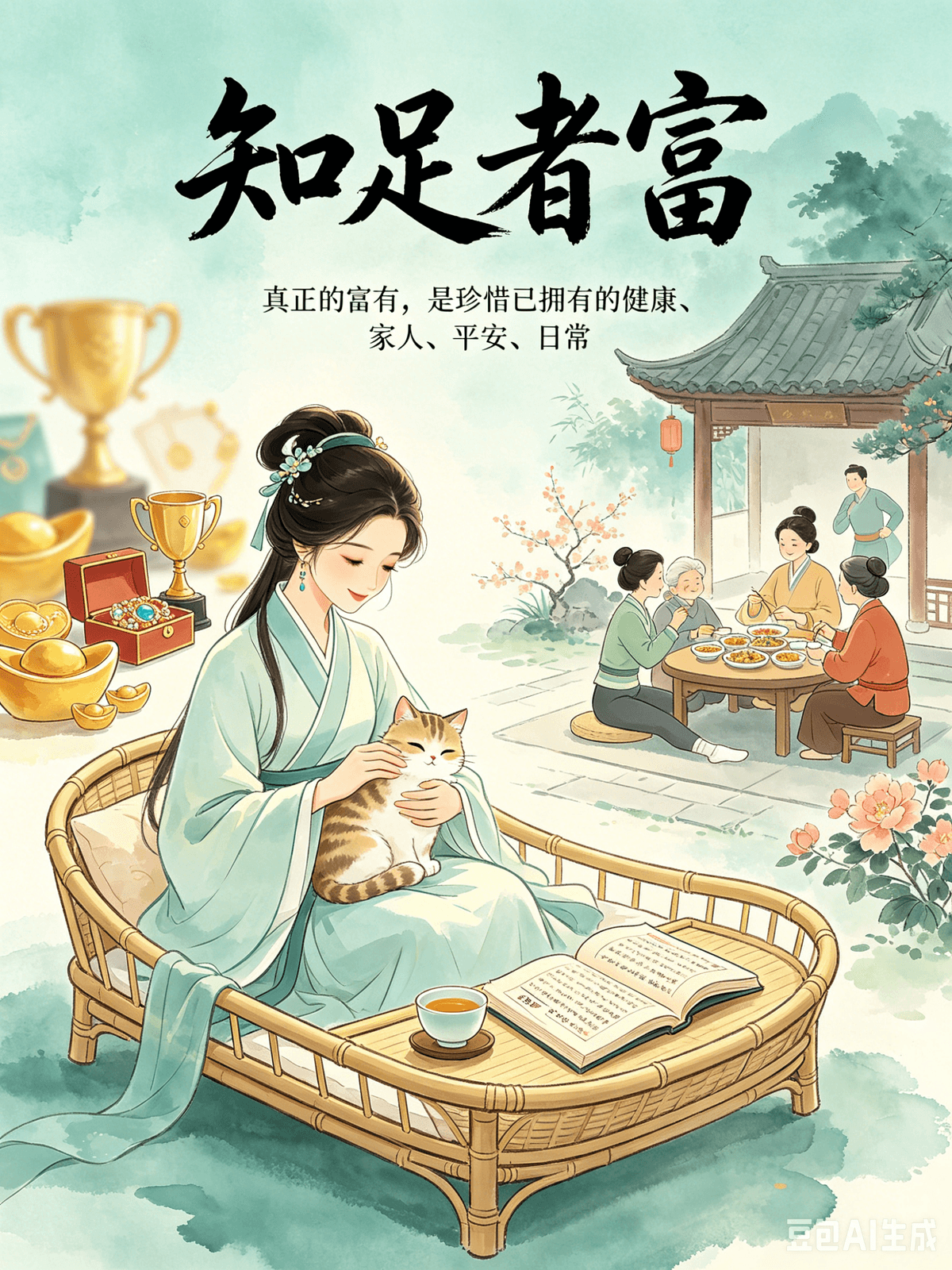 Eastern philosophical wisdom Article 27: Daoism’s "Zhi Zu Chang Le" — Contentment is the Only True Wealth I. A Simple Philosophical Take The Daoist teaching "Zhi Zu Zhe Fu" (He who is content is rich) suggests that true wealth is not measured by how much you acquire, but by how much you cherish what you already have. We are often caught in a perpetual race for more—more money, more recognition, more material possessions, more perfection. In this race, we overlook the "wealth" we already possess: our health, our families, our safety, and our daily routines. A person who is never satisfied will remain unhappy even if they own the world. Conversely, a person who practices contentment finds profound joy in the ordinary. Contentment is not about a lack of ambition or "lying flat"; it is about a lack of greed. When the heart is content, the person is rich; when the mind is satisfied, happiness follows. II. Everyday Applications Practicing this means choosing not to envy someone else’s house or car, but instead cherishing your own modest, comfortable home. It means not comparing your progress to others' highlight reels, but valuing your own efforts and growth. It means shifting focus from what is missing to the beauty of the "three meals and four seasons"—the simple rhythm of life and the blessing of health. I have seen people who were constantly anxious and sleep-deprived from chasing "the next big thing." After practicing contentment, they began each day with gratitude for what they had, and their mental state shifted from scarcity to abundance. Contentment doesn't mean you stop moving forward; it means you refuse to be held hostage by your desires. To cherish is to have warmth in your heart. III. Summary "Contentment brings constant happiness" is one of the most simple yet profound pieces of wisdom for living well. Desire is a bottomless pit that can never be filled, while gratitude is a treasure chest that grows heavier the more you look inside. We don't suffer from a lack of happiness; we suffer from a lack of the awareness needed to feel it. Contentment is about truly "seeing" what you have: your health, your loved ones, your friends, your work, the sunlight, the fresh air, a hot meal, and a peaceful night's sleep. These things may seem ordinary, but they are the very things millions of people are praying for. Without contentment, every day is a struggle with anxiety; with it, every day is an exercise in peace. To practice contentment, try the "Three Small Blessings" exercise: every day, give thanks for three specific things—a moment of health, a moment of companionship, and a moment of safety. Stop comparing your "behind-the-scenes" with everyone else's "red carpet." What you have right now is already enough; where you are right now is already precious. The one who knows they have enough is truly wealthy. Cherish what you have, and you will find that it is the greatest happiness life has to offer. Sagesse philosophique orientale Article 27 : Le « Zhi Zu Chang Le » du taoïsme — Le contentement est la seule véritable richesse I. Une perspective philosophique simple L’enseignement taoïste « Zhi Zu Zhe Fu » (Celui qui est content est riche) suggère que la véritable richesse ne se mesure pas à la quantité de biens acquis, mais à la valeur que l’on accorde à ce que l’on possède déjà. Nous sommes souvent pris dans une course perpétuelle vers toujours plus : plus d’argent, plus de reconnaissance, plus de possessions matérielles, plus de perfection. Dans cette course, nous négligeons la « richesse » que nous possédons déjà : notre santé, nos familles, notre sécurité et nos habitudes quotidiennes. Une personne jamais satisfaite restera malheureuse même si elle possédait le monde. À l’inverse, une personne qui pratique le contentement trouve une joie profonde dans l’ordinaire. Le contentement n’est pas un manque d’ambition ou une passivité ; c’est l’absence d’avidité. Quand le cœur est content, la personne est riche ; quand l’esprit est satisfait, le bonheur s’ensuit. II. Applications quotidiennes Mettre cela en pratique signifie choisir de ne pas envier la maison ou la voiture d'autrui, mais plutôt chérir son propre foyer, modeste et confortable. Cela signifie ne pas comparer ses progrès aux réussites des autres, mais valoriser ses propres efforts et son évolution. Cela signifie se détourner de ce qui manque pour se concentrer sur la beauté des « trois repas et quatre saisons » — le simple rythme de la vie et le bienfait de la santé. J'ai rencontré des personnes constamment anxieuses et privées de sommeil à force de courir après « la prochaine grande nouveauté ». Après avoir pratiqué le contentement, elles ont commencé chaque journée avec gratitude pour ce qu'elles possédaient, et leur état d'esprit est passé du manque à l'abondance. Le contentement ne signifie pas s'arrêter d'avancer ; cela signifie refuser d'être prisonnier de ses désirs. Chérir, c'est avoir le cœur rempli de chaleur. III. Résumé « Le contentement apporte un bonheur constant » est l'un des conseils les plus simples et pourtant les plus profonds pour bien vivre. Le désir est un puits sans fond qui ne peut jamais être comblé, tandis que la gratitude est un trésor qui s'enrichit à mesure qu'on l'explore. Nous ne souffrons pas d'un manque de bonheur ; nous souffrons d'un manque de conscience nécessaire pour le ressentir. Le contentement consiste à vraiment « voir » ce que l'on possède : la santé, les êtres chers, les amis, le travail, la lumière du soleil, l'air frais, un repas chaud et une nuit de sommeil paisible. Ces choses peuvent paraître ordinaires, mais ce sont précisément celles pour lesquelles des millions de personnes prient. Sans contentement, chaque jour est une lutte contre l'anxiété ; avec lui, chaque jour est un chemin vers la paix. Pour cultiver le contentement, essayez l'exercice des « Trois Petites Bénédictions » : chaque jour, exprimez votre gratitude pour trois choses précises : un moment de santé, un moment de compagnie et un moment de sécurité. Cessez de comparer votre quotidien avec le « tapis rouge » des autres. Ce que vous avez maintenant est déjà suffisant ; l'endroit où vous vous trouvez maintenant est déjà précieux. Celui qui sait qu'il a assez est véritablement riche. Chérissez ce que vous avez, et vous découvrirez que c'est le plus grand bonheur que la vie puisse offrir. Eastern philosophical wisdom Article 27: Daoism’s "Zhi Zu Chang Le" — Contentment is the Only True Wealth I. A Simple Philosophical Take The Daoist teaching "Zhi Zu Zhe Fu" (He who is content is rich) suggests that true wealth is not measured by how much you acquire, but by how much you cherish what you already have. We are often caught in a perpetual race for more—more money, more recognition, more material possessions, more perfection. In this race, we overlook the "wealth" we already possess: our health, our families, our safety, and our daily routines. A person who is never satisfied will remain unhappy even if they own the world. Conversely, a person who practices contentment finds profound joy in the ordinary. Contentment is not about a lack of ambition or "lying flat"; it is about a lack of greed. When the heart is content, the person is rich; when the mind is satisfied, happiness follows. II. Everyday Applications Practicing this means choosing not to envy someone else’s house or car, but instead cherishing your own modest, comfortable home. It means not comparing your progress to others' highlight reels, but valuing your own efforts and growth. It means shifting focus from what is missing to the beauty of the "three meals and four seasons"—the simple rhythm of life and the blessing of health. I have seen people who were constantly anxious and sleep-deprived from chasing "the next big thing." After practicing contentment, they began each day with gratitude for what they had, and their mental state shifted from scarcity to abundance. Contentment doesn't mean you stop moving forward; it means you refuse to be held hostage by your desires. To cherish is to have warmth in your heart. III. Summary "Contentment brings constant happiness" is one of the most simple yet profound pieces of wisdom for living well. Desire is a bottomless pit that can never be filled, while gratitude is a treasure chest that grows heavier the more you look inside. We don't suffer from a lack of happiness; we suffer from a lack of the awareness needed to feel it. Contentment is about truly "seeing" what you have: your health, your loved ones, your friends, your work, the sunlight, the fresh air, a hot meal, and a peaceful night's sleep. These things may seem ordinary, but they are the very things millions of people are praying for. Without contentment, every day is a struggle with anxiety; with it, every day is an exercise in peace. To practice contentment, try the "Three Small Blessings" exercise: every day, give thanks for three specific things—a moment of health, a moment of companionship, and a moment of safety. Stop comparing your "behind-the-scenes" with everyone else's "red carpet." What you have right now is already enough; where you are right now is already precious. The one who knows they have enough is truly wealthy. Cherish what you have, and you will find that it is the greatest happiness life has to offer. Sagesse philosophique orientale Article 27 : Le « Zhi Zu Chang Le » du taoïsme — Le contentement est la seule véritable richesse I. Une perspective philosophique simple L’enseignement taoïste « Zhi Zu Zhe Fu » (Celui qui est content est riche) suggère que la véritable richesse ne se mesure pas à la quantité de biens acquis, mais à la valeur que l’on accorde à ce que l’on possède déjà. Nous sommes souvent pris dans une course perpétuelle vers toujours plus : plus d’argent, plus de reconnaissance, plus de possessions matérielles, plus de perfection. Dans cette course, nous négligeons la « richesse » que nous possédons déjà : notre santé, nos familles, notre sécurité et nos habitudes quotidiennes. Une personne jamais satisfaite restera malheureuse même si elle possédait le monde. À l’inverse, une personne qui pratique le contentement trouve une joie profonde dans l’ordinaire. Le contentement n’est pas un manque d’ambition ou une passivité ; c’est l’absence d’avidité. Quand le cœur est content, la personne est riche ; quand l’esprit est satisfait, le bonheur s’ensuit. II. Applications quotidiennes Mettre cela en pratique signifie choisir de ne pas envier la maison ou la voiture d'autrui, mais plutôt chérir son propre foyer, modeste et confortable. Cela signifie ne pas comparer ses progrès aux réussites des autres, mais valoriser ses propres efforts et son évolution. Cela signifie se détourner de ce qui manque pour se concentrer sur la beauté des « trois repas et quatre saisons » — le simple rythme de la vie et le bienfait de la santé. J'ai rencontré des personnes constamment anxieuses et privées de sommeil à force de courir après « la prochaine grande nouveauté ». Après avoir pratiqué le contentement, elles ont commencé chaque journée avec gratitude pour ce qu'elles possédaient, et leur état d'esprit est passé du manque à l'abondance. Le contentement ne signifie pas s'arrêter d'avancer ; cela signifie refuser d'être prisonnier de ses désirs. Chérir, c'est avoir le cœur rempli de chaleur. III. Résumé « Le contentement apporte un bonheur constant » est l'un des conseils les plus simples et pourtant les plus profonds pour bien vivre. Le désir est un puits sans fond qui ne peut jamais être comblé, tandis que la gratitude est un trésor qui s'enrichit à mesure qu'on l'explore. Nous ne souffrons pas d'un manque de bonheur ; nous souffrons d'un manque de conscience nécessaire pour le ressentir. Le contentement consiste à vraiment « voir » ce que l'on possède : la santé, les êtres chers, les amis, le travail, la lumière du soleil, l'air frais, un repas chaud et une nuit de sommeil paisible. Ces choses peuvent paraître ordinaires, mais ce sont précisément celles pour lesquelles des millions de personnes prient. Sans contentement, chaque jour est une lutte contre l'anxiété ; avec lui, chaque jour est un chemin vers la paix. Pour cultiver le contentement, essayez l'exercice des « Trois Petites Bénédictions » : chaque jour, exprimez votre gratitude pour trois choses précises : un moment de santé, un moment de compagnie et un moment de sécurité. Cessez de comparer votre quotidien avec le « tapis rouge » des autres. Ce que vous avez maintenant est déjà suffisant ; l'endroit où vous vous trouvez maintenant est déjà précieux. Celui qui sait qu'il a assez est véritablement riche. Chérissez ce que vous avez, et vous découvrirez que c'est le plus grand bonheur que la vie puisse offrir.