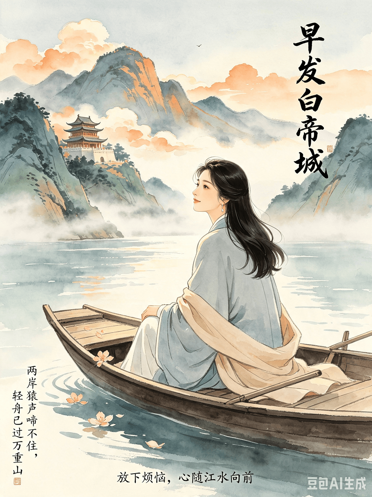 Tang Dynasty Poetic Healing: Erasing Modern Mental Friction and Cultivating a Life of Ease Chapter 5: Li Bai’s Early Departure from Baidi Castle — Letting Go of the Past, Traveling Light, and Enjoying a Relaxed State of Mind I. The Original Poem Early Departure from Baidi Castle (早发白帝城) Leaving Baidi Castle at dawn amidst the colorful clouds, A thousand miles to Jiangling returned in a single day. The monkeys on both banks cry out without ceasing, But my light skiff has already slipped past ten thousand mountains. II. Poetic Insight This poem is Li Bai’s masterpiece of ultimate release, written after an incredible life turnaround. The historical context is highly relatable: Li Bai was once embroiled in court politics, exiled to the remote region of Yelang, and forced to carry the weight of false accusations, a ruined future, and half a lifetime of grievances. He was bound by past mistakes, regrets, and failures, traveling in a state of profound distress. However, upon reaching Baidi Castle, an imperial pardon was declared. Instantly absolved and free, his years of accumulated bitterness, guilt, fear, and resentment evaporated. He immediately boarded a boat eastward and penned this timeless poem of liberation. Every word in this poem breathes liberation. Its core message is to release the shackles of the past, allow yourself to turn the page, and rush toward a completely new life. Bidding farewell to the mountain city at dawn with colorful clouds as his companion, his boat travels at incredible speed, covering a thousand miles of water in a flash. The cries of the monkeys echo from the banks, yet they cannot hold the boat back. A tiny, light skiff effortlessly glides past ten thousand overlapping mountains. Here, the "mountains" symbolize the suffering, regrets, mistakes, and pain of the past; the "light skiff" represents the true self once it has let go of obsessive attachments. Li Bai does not look back at his past injustices, nor does he agonize over past gains and losses or wallow in his suffering. He chooses to stride forward, making a clean break with an unbearable history. Refusing to look back, refusing to hold onto attachments, and refusing to ruminate—this is the best way to heal old wounds and the ultimate mental framework for breaking free from the paralyzing cycle of retrospective rumination. III. Real-World Application As a mindset consultant, I frequently observe that the hardest thing for modern people to heal from is rarely their present hardship; it is the relentless, retrospective mental friction of the past. We constantly ruminate: regretting a past career move, agonizing over words spoken in anger, mourning what we could have done better in a failed relationship, kicking ourselves for missed opportunities at work, or obsessing over past hurts. Outwardly, we function normally during the day, but at night, we obsessively replay our history, tormenting ourselves with endless "what ifs." By carrying the heavy baggage of the past, our steps forward become exhausting, making it impossible to feel a sense of ease in the present. This poem is the ultimate antidote for retrospective anxiety and obsessive attachment to the past, offering three core principles for emotional release: 1. Accept the Irreversible and Stop Hypothetical Regret: Life has no "restart" button. Every choice you made and everything you encountered was the best possible outcome based on your level of awareness at that time. Stop blaming your past self—whether you were ignorant or impulsive, surviving to this moment is a triumph in itself. Drop the obsessive "what if" scenarios. 2. Separate Experience from Baggage: Your past experiences build your character, but they do not need to become a lifelong burden. The injustices you suffered, the mistakes you made, and the people or things you lost belong to a time that has already passed. Do not drag them into your present life. Many people feel exhausted not because their current life is too difficult, but simply because they refuse to let go of the past. 3. Develop the Ability to "Turn the Page" and Cultivate a "Light Skiff" Mindset: Life always moves forward, and every chapter can be turned. Workplace errors, interpersonal rifts, romantic separations, and unfulfilled wishes are merely temporary phases, not lifetime sentences. You do not need to remain entangled with your history or endlessly try to prove who was right and who was wrong. When you let go of your obsessive attachments, your mind becomes incredibly light. When you are finally willing to drop the weight of your past, there will be no mountains left to block your heart. Unload your psychological baggage, face your current days lightly, and you will naturally attain a free, unconstrained, and deeply relaxed state of mind. Guérison poétique sous la dynastie Tang : Effacer les tensions mentales modernes et cultiver la sérénité Chapitre 5 : Le départ matinal de Li Bai du château de Baidi — Se libérer du passé, voyager léger et goûter à la paix intérieure I. Le poème original Départ matinal du château de Baidi (早发白帝城) Quittant le château de Baidi à l'aube, au milieu des nuages multicolores, Mille lieues parcourues jusqu'à Jiangling en un seul jour. Les singes, sur les deux rives, hurlent sans cesse, Mais ma barque légère a déjà franchi dix mille montagnes. II. Perspective poétique Ce poème est le chef-d'œuvre de Li Bai, expression de sa libération ultime, écrit après un incroyable bouleversement de vie. Le contexte historique est très parlant : Li Bai fut jadis pris dans les intrigues de la cour, exilé dans la région reculée de Yelang, et contraint de porter le poids de fausses accusations, d'un avenir brisé et de la moitié d'une vie de rancœurs. Il était prisonnier de ses erreurs, regrets et échecs passés, voyageant dans un profond désarroi. Cependant, à son arrivée au château de Baidi, une grâce impériale lui fut accordée. Instantanément absous et libre, ses années d'amertume, de culpabilité, de peur et de ressentiment accumulés s'évaporèrent. Il embarqua aussitôt sur un bateau en direction de l'est et composa ce poème intemporel de libération. Chaque mot de ce poème respire la libération. Son message central est de se libérer des chaînes du passé, de se permettre de tourner la page et de se précipiter vers une vie entièrement nouvelle. Faisant ses adieux à la cité montagnarde à l'aube, avec des nuages colorés pour compagnons, son bateau file à une vitesse incroyable, parcourant mille kilomètres d'eau en un éclair. Les cris des singes résonnent sur les rives, mais ils ne peuvent retenir le bateau. Une petite barque légère glisse sans effort entre des milliers de montagnes qui se chevauchent. Ici, les « montagnes » symbolisent la souffrance, les regrets, les erreurs et la douleur du passé ; La « barque légère » représente le véritable soi une fois libéré des attachements obsessionnels. Li Bai ne se retourne pas sur les injustices de son passé, ne s'attarde pas sur ses gains et ses pertes passés, ni ne se complaît dans sa souffrance. Il choisit d'avancer, rompant définitivement avec un passé insupportable. Refuser de regarder en arrière, refuser de s'accrocher aux attachements, refuser de ruminer : voilà le meilleur moyen de guérir les vieilles blessures et le cadre mental ultime pour se libérer du cycle paralysant de la rumination rétrospective. III. Application concrète En tant que consultante en développement personnel, j'observe fréquemment que le plus difficile pour les gens modernes est rarement de guérir de leurs difficultés actuelles ; c'est le frottement mental incessant et rétrospectif du passé. Nous ruminons constamment : regrettant un choix de carrière passé, nous tourmentant à cause de paroles prononcées sous le coup de la colère, déplorant ce que nous aurions pu mieux faire dans une relation ratée, nous reprochant des opportunités manquées au travail, ou nous obsédant sur des blessures passées. Extérieurement, nous fonctionnons normalement le jour, mais la nuit, nous repassons sans cesse notre passé en boucle, nous tourmentant d'innombrables « et si… ». Portant le lourd fardeau du passé, nos pas deviennent épuisants, nous empêchant de ressentir la moindre sérénité au présent. Ce poème est l'antidote ultime à l'angoisse rétrospective et à l'attachement obsessionnel au passé, offrant trois principes fondamentaux pour une libération émotionnelle : 1. Accepter l'irréversible et mettre fin aux regrets hypothétiques : La vie n'a pas de bouton « recommencer ». Chaque choix que vous avez fait et chaque expérience que vous avez vécue était le meilleur résultat possible compte tenu de votre niveau de conscience à ce moment-là. Cessez de blâmer votre ancien vous ; que vous ayez été ignorant ou impulsif, survivre jusqu'à présent est une victoire en soi. Abandonnez les scénarios obsessionnels du « et si… ». 2. Distinguer l'expérience du fardeau : Vos expériences passées forgent votre caractère, mais elles ne doivent pas devenir un poids pour la vie. Les injustices subies, les erreurs commises et les personnes ou choses perdues appartiennent à un passé révolu. Ne les laissez pas s'immiscer dans votre présent. Nombreux sont ceux qui se sentent épuisés non pas parce que leur vie actuelle est trop difficile, mais simplement parce qu'ils refusent de se détacher du passé. 3. Apprenez à tourner la page et à adopter un état d'esprit léger : la vie avance sans cesse et chaque chapitre peut être résolu. Les erreurs professionnelles, les conflits relationnels, les ruptures amoureuses et les désirs inassouvis ne sont que des phases temporaires, et non des condamnations à perpétuité. Inutile de rester prisonnier de votre passé ni de chercher sans cesse à prouver qui avait raison et qui avait tort. En vous libérant de vos attachements obsessionnels, votre esprit s'allège considérablement. Lorsque vous serez enfin prêt à vous délester du poids du passé, plus aucun obstacle ne viendra entraver votre cœur. Débarrassez-vous de votre fardeau psychologique, abordez le présent avec légèreté et vous atteindrez naturellement un état d'esprit libre, serein et profondément détendu. Tang Dynasty Poetic Healing: Erasing Modern Mental Friction and Cultivating a Life of Ease Chapter 5: Li Bai’s Early Departure from Baidi Castle — Letting Go of the Past, Traveling Light, and Enjoying a Relaxed State of Mind I. The Original Poem Early Departure from Baidi Castle (早发白帝城) Leaving Baidi Castle at dawn amidst the colorful clouds, A thousand miles to Jiangling returned in a single day. The monkeys on both banks cry out without ceasing, But my light skiff has already slipped past ten thousand mountains. II. Poetic Insight This poem is Li Bai’s masterpiece of ultimate release, written after an incredible life turnaround. The historical context is highly relatable: Li Bai was once embroiled in court politics, exiled to the remote region of Yelang, and forced to carry the weight of false accusations, a ruined future, and half a lifetime of grievances. He was bound by past mistakes, regrets, and failures, traveling in a state of profound distress. However, upon reaching Baidi Castle, an imperial pardon was declared. Instantly absolved and free, his years of accumulated bitterness, guilt, fear, and resentment evaporated. He immediately boarded a boat eastward and penned this timeless poem of liberation. Every word in this poem breathes liberation. Its core message is to release the shackles of the past, allow yourself to turn the page, and rush toward a completely new life. Bidding farewell to the mountain city at dawn with colorful clouds as his companion, his boat travels at incredible speed, covering a thousand miles of water in a flash. The cries of the monkeys echo from the banks, yet they cannot hold the boat back. A tiny, light skiff effortlessly glides past ten thousand overlapping mountains. Here, the "mountains" symbolize the suffering, regrets, mistakes, and pain of the past; the "light skiff" represents the true self once it has let go of obsessive attachments. Li Bai does not look back at his past injustices, nor does he agonize over past gains and losses or wallow in his suffering. He chooses to stride forward, making a clean break with an unbearable history. Refusing to look back, refusing to hold onto attachments, and refusing to ruminate—this is the best way to heal old wounds and the ultimate mental framework for breaking free from the paralyzing cycle of retrospective rumination. III. Real-World Application As a mindset consultant, I frequently observe that the hardest thing for modern people to heal from is rarely their present hardship; it is the relentless, retrospective mental friction of the past. We constantly ruminate: regretting a past career move, agonizing over words spoken in anger, mourning what we could have done better in a failed relationship, kicking ourselves for missed opportunities at work, or obsessing over past hurts. Outwardly, we function normally during the day, but at night, we obsessively replay our history, tormenting ourselves with endless "what ifs." By carrying the heavy baggage of the past, our steps forward become exhausting, making it impossible to feel a sense of ease in the present. This poem is the ultimate antidote for retrospective anxiety and obsessive attachment to the past, offering three core principles for emotional release: 1. Accept the Irreversible and Stop Hypothetical Regret: Life has no "restart" button. Every choice you made and everything you encountered was the best possible outcome based on your level of awareness at that time. Stop blaming your past self—whether you were ignorant or impulsive, surviving to this moment is a triumph in itself. Drop the obsessive "what if" scenarios. 2. Separate Experience from Baggage: Your past experiences build your character, but they do not need to become a lifelong burden. The injustices you suffered, the mistakes you made, and the people or things you lost belong to a time that has already passed. Do not drag them into your present life. Many people feel exhausted not because their current life is too difficult, but simply because they refuse to let go of the past. 3. Develop the Ability to "Turn the Page" and Cultivate a "Light Skiff" Mindset: Life always moves forward, and every chapter can be turned. Workplace errors, interpersonal rifts, romantic separations, and unfulfilled wishes are merely temporary phases, not lifetime sentences. You do not need to remain entangled with your history or endlessly try to prove who was right and who was wrong. When you let go of your obsessive attachments, your mind becomes incredibly light. When you are finally willing to drop the weight of your past, there will be no mountains left to block your heart. Unload your psychological baggage, face your current days lightly, and you will naturally attain a free, unconstrained, and deeply relaxed state of mind. Guérison poétique sous la dynastie Tang : Effacer les tensions mentales modernes et cultiver la sérénité Chapitre 5 : Le départ matinal de Li Bai du château de Baidi — Se libérer du passé, voyager léger et goûter à la paix intérieure I. Le poème original Départ matinal du château de Baidi (早发白帝城) Quittant le château de Baidi à l'aube, au milieu des nuages multicolores, Mille lieues parcourues jusqu'à Jiangling en un seul jour. Les singes, sur les deux rives, hurlent sans cesse, Mais ma barque légère a déjà franchi dix mille montagnes. II. Perspective poétique Ce poème est le chef-d'œuvre de Li Bai, expression de sa libération ultime, écrit après un incroyable bouleversement de vie. Le contexte historique est très parlant : Li Bai fut jadis pris dans les intrigues de la cour, exilé dans la région reculée de Yelang, et contraint de porter le poids de fausses accusations, d'un avenir brisé et de la moitié d'une vie de rancœurs. Il était prisonnier de ses erreurs, regrets et échecs passés, voyageant dans un profond désarroi. Cependant, à son arrivée au château de Baidi, une grâce impériale lui fut accordée. Instantanément absous et libre, ses années d'amertume, de culpabilité, de peur et de ressentiment accumulés s'évaporèrent. Il embarqua aussitôt sur un bateau en direction de l'est et composa ce poème intemporel de libération. Chaque mot de ce poème respire la libération. Son message central est de se libérer des chaînes du passé, de se permettre de tourner la page et de se précipiter vers une vie entièrement nouvelle. Faisant ses adieux à la cité montagnarde à l'aube, avec des nuages colorés pour compagnons, son bateau file à une vitesse incroyable, parcourant mille kilomètres d'eau en un éclair. Les cris des singes résonnent sur les rives, mais ils ne peuvent retenir le bateau. Une petite barque légère glisse sans effort entre des milliers de montagnes qui se chevauchent. Ici, les « montagnes » symbolisent la souffrance, les regrets, les erreurs et la douleur du passé ; La « barque légère » représente le véritable soi une fois libéré des attachements obsessionnels. Li Bai ne se retourne pas sur les injustices de son passé, ne s'attarde pas sur ses gains et ses pertes passés, ni ne se complaît dans sa souffrance. Il choisit d'avancer, rompant définitivement avec un passé insupportable. Refuser de regarder en arrière, refuser de s'accrocher aux attachements, refuser de ruminer : voilà le meilleur moyen de guérir les vieilles blessures et le cadre mental ultime pour se libérer du cycle paralysant de la rumination rétrospective. III. Application concrète En tant que consultante en développement personnel, j'observe fréquemment que le plus difficile pour les gens modernes est rarement de guérir de leurs difficultés actuelles ; c'est le frottement mental incessant et rétrospectif du passé. Nous ruminons constamment : regrettant un choix de carrière passé, nous tourmentant à cause de paroles prononcées sous le coup de la colère, déplorant ce que nous aurions pu mieux faire dans une relation ratée, nous reprochant des opportunités manquées au travail, ou nous obsédant sur des blessures passées. Extérieurement, nous fonctionnons normalement le jour, mais la nuit, nous repassons sans cesse notre passé en boucle, nous tourmentant d'innombrables « et si… ». Portant le lourd fardeau du passé, nos pas deviennent épuisants, nous empêchant de ressentir la moindre sérénité au présent. Ce poème est l'antidote ultime à l'angoisse rétrospective et à l'attachement obsessionnel au passé, offrant trois principes fondamentaux pour une libération émotionnelle : 1. Accepter l'irréversible et mettre fin aux regrets hypothétiques : La vie n'a pas de bouton « recommencer ». Chaque choix que vous avez fait et chaque expérience que vous avez vécue était le meilleur résultat possible compte tenu de votre niveau de conscience à ce moment-là. Cessez de blâmer votre ancien vous ; que vous ayez été ignorant ou impulsif, survivre jusqu'à présent est une victoire en soi. Abandonnez les scénarios obsessionnels du « et si… ». 2. Distinguer l'expérience du fardeau : Vos expériences passées forgent votre caractère, mais elles ne doivent pas devenir un poids pour la vie. Les injustices subies, les erreurs commises et les personnes ou choses perdues appartiennent à un passé révolu. Ne les laissez pas s'immiscer dans votre présent. Nombreux sont ceux qui se sentent épuisés non pas parce que leur vie actuelle est trop difficile, mais simplement parce qu'ils refusent de se détacher du passé. 3. Apprenez à tourner la page et à adopter un état d'esprit léger : la vie avance sans cesse et chaque chapitre peut être résolu. Les erreurs professionnelles, les conflits relationnels, les ruptures amoureuses et les désirs inassouvis ne sont que des phases temporaires, et non des condamnations à perpétuité. Inutile de rester prisonnier de votre passé ni de chercher sans cesse à prouver qui avait raison et qui avait tort. En vous libérant de vos attachements obsessionnels, votre esprit s'allège considérablement. Lorsque vous serez enfin prêt à vous délester du poids du passé, plus aucun obstacle ne viendra entraver votre cœur. Débarrassez-vous de votre fardeau psychologique, abordez le présent avec légèreté et vous atteindrez naturellement un état d'esprit libre, serein et profondément détendu.