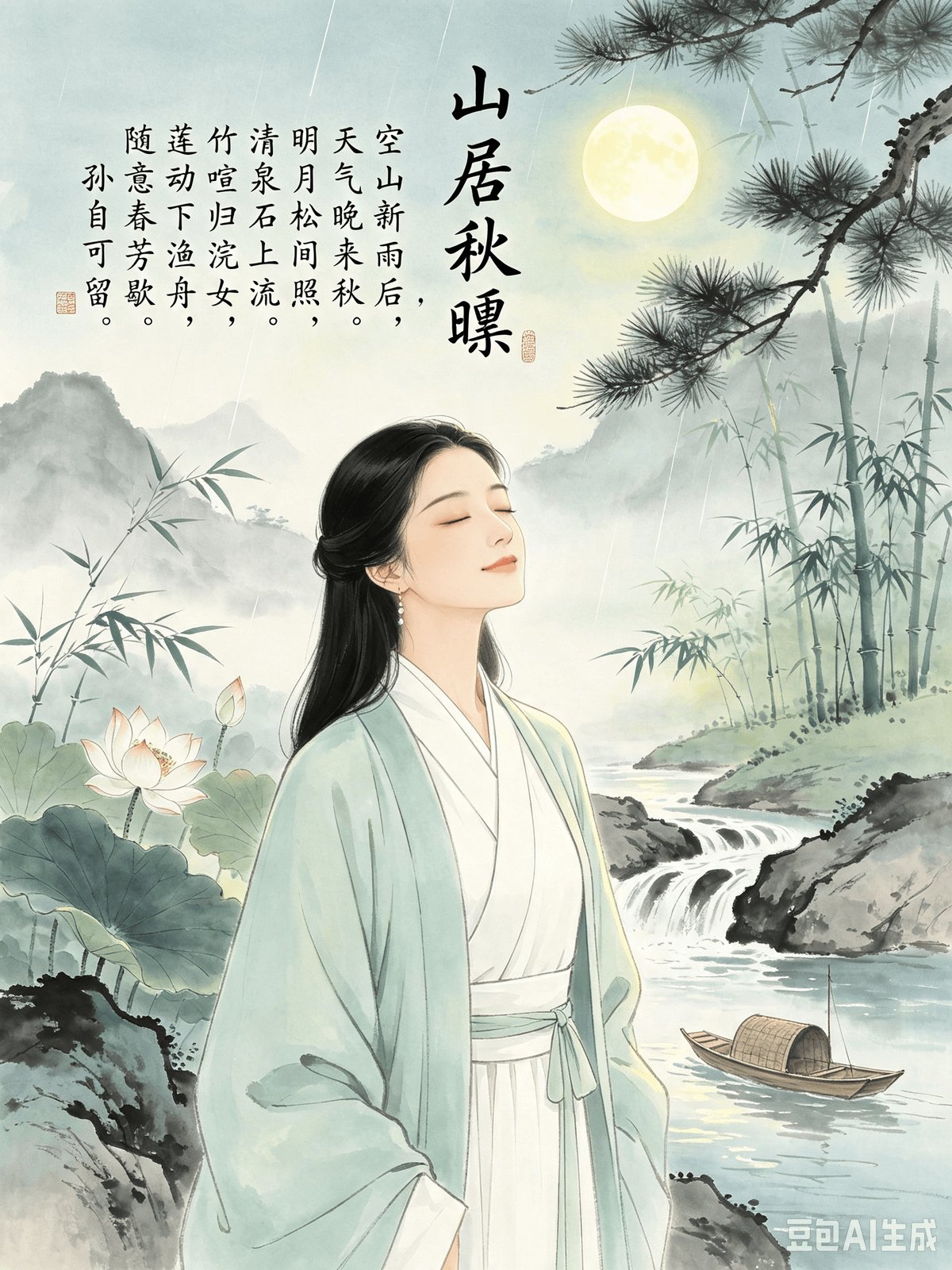 Tang Dynasty Poetic Healing: Erasing Modern Mental Friction and Cultivating a Life of Ease Wang Wei’s Autumn Evening in the Mountains — Returning to Nature, Relieving Stress, and Finding Relaxation in Tranquility I. The Original Poem Autumn Evening in the Mountains (山居秋暝) After fresh rain in the empty mountains, The evening air brings the chill of autumn. Bright moonlight shines through the pine trees, A clear spring flows over the stones. Bamboo rustles as the washerwomen return, Lotus leaves sway as the fishing boats glide downstream. Let the spring flora fade as it will, The noble wanderer can still find peace and linger here. II. Poetic Insight In his later years, Wang Wei lived a life half as an official and half as a recluse. Having seen through the scheming of the imperial court, the political games of the workplace, and the worldly struggles for fame and fortune, he grew exhausted by the high-pressure, hyper-competitive rat race and superficial social obligations. He actively withdrew from the secular noise and retreated to the mountains and forests, where he wrote this serene landscape poem. After the autumn rain, the empty mountains are clear and quiet. The evening breeze carries a crisp autumn chill, moonlight scatters through the pine forest, and a clear spring glides over the rocks. The village life is peaceful and at ease. Everything moves in a gentle, orderly rhythm—no fighting, no comparing, no conflict—presenting a realm of absolute relaxation and peace. Wang Wei is historically known as the "Poet Buddha," and this poem carries a Zen-like healing framework: actively stepping away from noise and hyper-competition, choosing tranquility for self-healing, stripping away external competitive pressures, and returning to a slow-paced, authentic life. The rules of the secular world dictate constant competition, comparison, acceleration, and grasping. When immersed in it, you become passively tense and anxious. However, the tranquility of nature and the leisure of simple living can sever this competitive anxiety and slow down your physical and mental rhythm. Wang Wei was not passively escaping the world; he was making an active choice. He discarded the high-pressure circles that drained him and preserved the peaceful environment that nourished his inner self. A stable environment breeds a stable mind—this is the ultimate wisdom of using your environment to heal your emotions. III. Real-World Application As a mindset consultant, I frequently see a core pain point among modern professionals: environmental anxiety. Living in fast-paced workplaces, hyper-competitive circles, and noisy cities, everyone around you is accelerating, comparing salaries, fighting for resources, and engaging in office politics. The environment itself carries a high-pressure, tense aura. Even if you do not want to participate in the rat race, you are swept up by the environment, experiencing passive anxiety and passive exhaustion. Even after work, your mind remains taut and unable to relax. Prolonged exposure keeps your sympathetic nervous system in a state of overdrive, leading to insomnia, piled-up stress, and an inability to independently self-regulate your emotions. Borrowing Wang Wei's wisdom of mountain living, we can de-pressurize our environment and unburden our minds. Here are three actionable strategies: 1. Create physical distance from noisy, high-pressure environments: You don't need to retreat to the wilderness. Simply build your own exclusive, micro-tranquil spaces daily. Mute work notifications after hours, step away from gossip and comparison-driven social circles, and avoid crowded, noisy places on weekends. Escape to a park, the outskirts of the city, or a quiet room. Distance yourself from the noise of crowds and information bombardment. Cut off the external signals of hyper-competition and provide your mind and body with much-needed noise cancellation. 2. Embrace a slow rhythm and reject constant acceleration: Just as there is no need to mourn the fading spring blossoms, there is no need to feel anxious about slowing down your pace of life. You do not have to keep up with everyone else’s speed, nor do you need to be the first in everything. Give yourself permission to lower your efficiency, to be ordinary, and to enjoy leisure. 3. Practice subtractive living to ease your physical and mental burden: Cut back on ineffective socializing, utilitarian networking, and comparison-driven social media scrolling. Simplify your interpersonal relationships, your desires, and your goals. High pressure stems from complexity; a relaxed state of ease comes from minimalism. When you place yourself in a tranquil environment, your thoughts naturally return to a state of simplicity. Let go of the desire to compete and win. Relax your body and mind in the peace of everyday life, unload the heavy burdens accumulated in the workplace, break free from the passive anxiety inflicted by your environment, and live with leisurely ease. La guérison par la poésie sous la dynastie Tang : apaiser les tensions mentales modernes et cultiver une vie sereine « Soir d'automne en montagne » de Wang Wei : retour à la nature, soulagement du stress et détente dans la tranquillité I. Le poème original Soir d'automne en montagne (山居秋暝) : Après une pluie fraîche sur les montagnes désertes, l'air du soir apporte la fraîcheur de l'automne. Un clair de lune éclatant filtre à travers les pins, une source limpide ruisselle sur les pierres. Les bambous bruissent au passage des lavandières qui rentrent, les feuilles de lotus ondulent tandis que les barques de pêcheurs descendent le courant. Que les fleurs printanières se fanent à leur gré, le noble voyageur peut trouver la paix et s'attarder ici. II. Perspective poétique Durant ses dernières années, Wang Wei mena une existence partagée entre ses fonctions officielles et la vie d'ermite. Ayant percé à jour les intrigues de la cour impériale, les jeux politiques du monde professionnel et les luttes mondaines pour la gloire et la fortune, il s'était épuisé face à une course effrénée, hyper-compétitive et stressante, ainsi qu'aux obligations sociales superficielles. Il choisit délibérément de s'éloigner du tumulte du monde pour se retirer dans les montagnes et les forêts ; c'est là qu'il composa ce poème paysager empreint de sérénité. Après la pluie d'automne, les montagnes désertes sont limpides et silencieuses. La brise du soir apporte une fraîcheur automnale vive, le clair de lune se diffuse à travers la pinède et une source claire glisse sur les rochers. La vie au village est paisible et sereine. Tout s'écoule selon un rythme doux et ordonné — sans lutte, sans comparaison, sans conflit — offrant un espace de détente et de paix absolues. Wang Wei est historiquement surnommé le « Poète-Bouddha », et ce poème porte en lui une dimension curative proche du Zen : s'éloigner activement du bruit et de l'hyper-compétition, choisir la tranquillité pour se régénérer, se défaire des pressions extérieures liées à la compétition et revenir à une vie authentique au rythme apaisé. Les règles du monde profane imposent une compétition, une comparaison, une accélération et une soif de possession constantes. Lorsqu'on y est immergé, on finit par subir une tension et une anxiété passives. En revanche, la tranquillité de la nature et la simplicité d'une vie sans hâte permettent de rompre avec cette anxiété compétitive et de ralentir le rythme, tant physique que mental. Wang Wei ne fuyait pas le monde passivement ; il faisait un choix actif. Il a délaissé les cercles oppressants qui l'épuisaient pour préserver l'environnement paisible qui nourrissait son monde intérieur. Un environnement stable favorise la stabilité de l'esprit : telle est la sagesse fondamentale qui consiste à utiliser son cadre de vie pour apaiser ses émotions. III. Application concrète En tant que consultant en état d'esprit, je constate souvent une difficulté majeure chez les professionnels d'aujourd'hui : l'anxiété liée à l'environnement. Dans un monde professionnel au rythme effréné, au sein de cercles hyper-compétitifs et de villes bruyantes, tout le monde autour de vous accélère la cadence, compare les salaires, lutte pour des ressources et se livre à des jeux de pouvoir en entreprise. L'environnement lui-même dégage une atmosphère de tension et de forte pression. Même si vous ne souhaitez pas participer à cette course effrénée, vous êtes entraîné par le milieu ambiant, subissant une anxiété et un épuisement passifs. Une fois la journée de travail terminée, votre esprit reste tendu, incapable de se détendre. Une exposition prolongée maintient votre système nerveux sympathique en état de suractivité, entraînant insomnie, accumulation de stress et incapacité à réguler vos émotions par vous-même. En s'inspirant de la sagesse de Wang Wei et de sa vie en montagne, nous pouvons alléger la pression de notre environnement et libérer notre esprit. Voici trois stratégies concrètes : 1. Prenez vos distances physiquement vis-à-vis des environnements bruyants et oppressants : nul besoin de se retirer en pleine nature sauvage. Il suffit de créer chaque jour vos propres espaces de tranquillité. Coupez les notifications professionnelles une fois la journée terminée, éloignez-vous des ragots et des cercles sociaux fondés sur la comparaison, et évitez les lieux bondés et bruyants le week-end. Évadez-vous dans un parc, en périphérie de la ville ou dans une pièce calme. Mettez-vous à l'écart du tumulte de la foule et du bombardement d'informations. Coupez-vous des signaux extérieurs d'hyper-compétitivité et offrez à votre corps et à votre esprit une « réduction de bruit » indispensable. 2. Adoptez un rythme lent et refusez l'accélération constante : tout comme il est inutile de regretter les fleurs du printemps qui se fanent, il est inutile de s'inquiéter de ralentir son rythme de vie. Vous n'êtes pas obligé de suivre la cadence des autres ni de vouloir être le premier en tout. Autorisez-vous à réduire votre efficacité, à être ordinaire et à profiter de moments de détente. 3. Pratiquez une vie fondée sur la soustraction pour alléger votre fardeau physique et mental : réduisez les interactions sociales stériles, le réseautage purement utilitaire et le défilement compulsif des réseaux sociaux nourri par la comparaison. Simplifiez vos relations, vos désirs et vos objectifs. La pression naît de la complexité, tandis que la sérénité et l'aisance découlent du minimalisme. Lorsque vous vous placez dans un environnement paisible, vos pensées retrouvent naturellement la simplicité. Abandonnez le désir de rivaliser et de l'emporter. Détendez votre corps et votre esprit dans la sérénité du quotidien, délestez-vous des lourds fardeaux accumulés au travail, libérez-vous de l'anxiété passive imposée par votre environnement et vivez en toute quiétude. Tang Dynasty Poetic Healing: Erasing Modern Mental Friction and Cultivating a Life of Ease Wang Wei’s Autumn Evening in the Mountains — Returning to Nature, Relieving Stress, and Finding Relaxation in Tranquility I. The Original Poem Autumn Evening in the Mountains (山居秋暝) After fresh rain in the empty mountains, The evening air brings the chill of autumn. Bright moonlight shines through the pine trees, A clear spring flows over the stones. Bamboo rustles as the washerwomen return, Lotus leaves sway as the fishing boats glide downstream. Let the spring flora fade as it will, The noble wanderer can still find peace and linger here. II. Poetic Insight In his later years, Wang Wei lived a life half as an official and half as a recluse. Having seen through the scheming of the imperial court, the political games of the workplace, and the worldly struggles for fame and fortune, he grew exhausted by the high-pressure, hyper-competitive rat race and superficial social obligations. He actively withdrew from the secular noise and retreated to the mountains and forests, where he wrote this serene landscape poem. After the autumn rain, the empty mountains are clear and quiet. The evening breeze carries a crisp autumn chill, moonlight scatters through the pine forest, and a clear spring glides over the rocks. The village life is peaceful and at ease. Everything moves in a gentle, orderly rhythm—no fighting, no comparing, no conflict—presenting a realm of absolute relaxation and peace. Wang Wei is historically known as the "Poet Buddha," and this poem carries a Zen-like healing framework: actively stepping away from noise and hyper-competition, choosing tranquility for self-healing, stripping away external competitive pressures, and returning to a slow-paced, authentic life. The rules of the secular world dictate constant competition, comparison, acceleration, and grasping. When immersed in it, you become passively tense and anxious. However, the tranquility of nature and the leisure of simple living can sever this competitive anxiety and slow down your physical and mental rhythm. Wang Wei was not passively escaping the world; he was making an active choice. He discarded the high-pressure circles that drained him and preserved the peaceful environment that nourished his inner self. A stable environment breeds a stable mind—this is the ultimate wisdom of using your environment to heal your emotions. III. Real-World Application As a mindset consultant, I frequently see a core pain point among modern professionals: environmental anxiety. Living in fast-paced workplaces, hyper-competitive circles, and noisy cities, everyone around you is accelerating, comparing salaries, fighting for resources, and engaging in office politics. The environment itself carries a high-pressure, tense aura. Even if you do not want to participate in the rat race, you are swept up by the environment, experiencing passive anxiety and passive exhaustion. Even after work, your mind remains taut and unable to relax. Prolonged exposure keeps your sympathetic nervous system in a state of overdrive, leading to insomnia, piled-up stress, and an inability to independently self-regulate your emotions. Borrowing Wang Wei's wisdom of mountain living, we can de-pressurize our environment and unburden our minds. Here are three actionable strategies: 1. Create physical distance from noisy, high-pressure environments: You don't need to retreat to the wilderness. Simply build your own exclusive, micro-tranquil spaces daily. Mute work notifications after hours, step away from gossip and comparison-driven social circles, and avoid crowded, noisy places on weekends. Escape to a park, the outskirts of the city, or a quiet room. Distance yourself from the noise of crowds and information bombardment. Cut off the external signals of hyper-competition and provide your mind and body with much-needed noise cancellation. 2. Embrace a slow rhythm and reject constant acceleration: Just as there is no need to mourn the fading spring blossoms, there is no need to feel anxious about slowing down your pace of life. You do not have to keep up with everyone else’s speed, nor do you need to be the first in everything. Give yourself permission to lower your efficiency, to be ordinary, and to enjoy leisure. 3. Practice subtractive living to ease your physical and mental burden: Cut back on ineffective socializing, utilitarian networking, and comparison-driven social media scrolling. Simplify your interpersonal relationships, your desires, and your goals. High pressure stems from complexity; a relaxed state of ease comes from minimalism. When you place yourself in a tranquil environment, your thoughts naturally return to a state of simplicity. Let go of the desire to compete and win. Relax your body and mind in the peace of everyday life, unload the heavy burdens accumulated in the workplace, break free from the passive anxiety inflicted by your environment, and live with leisurely ease. La guérison par la poésie sous la dynastie Tang : apaiser les tensions mentales modernes et cultiver une vie sereine « Soir d'automne en montagne » de Wang Wei : retour à la nature, soulagement du stress et détente dans la tranquillité I. Le poème original Soir d'automne en montagne (山居秋暝) : Après une pluie fraîche sur les montagnes désertes, l'air du soir apporte la fraîcheur de l'automne. Un clair de lune éclatant filtre à travers les pins, une source limpide ruisselle sur les pierres. Les bambous bruissent au passage des lavandières qui rentrent, les feuilles de lotus ondulent tandis que les barques de pêcheurs descendent le courant. Que les fleurs printanières se fanent à leur gré, le noble voyageur peut trouver la paix et s'attarder ici. II. Perspective poétique Durant ses dernières années, Wang Wei mena une existence partagée entre ses fonctions officielles et la vie d'ermite. Ayant percé à jour les intrigues de la cour impériale, les jeux politiques du monde professionnel et les luttes mondaines pour la gloire et la fortune, il s'était épuisé face à une course effrénée, hyper-compétitive et stressante, ainsi qu'aux obligations sociales superficielles. Il choisit délibérément de s'éloigner du tumulte du monde pour se retirer dans les montagnes et les forêts ; c'est là qu'il composa ce poème paysager empreint de sérénité. Après la pluie d'automne, les montagnes désertes sont limpides et silencieuses. La brise du soir apporte une fraîcheur automnale vive, le clair de lune se diffuse à travers la pinède et une source claire glisse sur les rochers. La vie au village est paisible et sereine. Tout s'écoule selon un rythme doux et ordonné — sans lutte, sans comparaison, sans conflit — offrant un espace de détente et de paix absolues. Wang Wei est historiquement surnommé le « Poète-Bouddha », et ce poème porte en lui une dimension curative proche du Zen : s'éloigner activement du bruit et de l'hyper-compétition, choisir la tranquillité pour se régénérer, se défaire des pressions extérieures liées à la compétition et revenir à une vie authentique au rythme apaisé. Les règles du monde profane imposent une compétition, une comparaison, une accélération et une soif de possession constantes. Lorsqu'on y est immergé, on finit par subir une tension et une anxiété passives. En revanche, la tranquillité de la nature et la simplicité d'une vie sans hâte permettent de rompre avec cette anxiété compétitive et de ralentir le rythme, tant physique que mental. Wang Wei ne fuyait pas le monde passivement ; il faisait un choix actif. Il a délaissé les cercles oppressants qui l'épuisaient pour préserver l'environnement paisible qui nourrissait son monde intérieur. Un environnement stable favorise la stabilité de l'esprit : telle est la sagesse fondamentale qui consiste à utiliser son cadre de vie pour apaiser ses émotions. III. Application concrète En tant que consultant en état d'esprit, je constate souvent une difficulté majeure chez les professionnels d'aujourd'hui : l'anxiété liée à l'environnement. Dans un monde professionnel au rythme effréné, au sein de cercles hyper-compétitifs et de villes bruyantes, tout le monde autour de vous accélère la cadence, compare les salaires, lutte pour des ressources et se livre à des jeux de pouvoir en entreprise. L'environnement lui-même dégage une atmosphère de tension et de forte pression. Même si vous ne souhaitez pas participer à cette course effrénée, vous êtes entraîné par le milieu ambiant, subissant une anxiété et un épuisement passifs. Une fois la journée de travail terminée, votre esprit reste tendu, incapable de se détendre. Une exposition prolongée maintient votre système nerveux sympathique en état de suractivité, entraînant insomnie, accumulation de stress et incapacité à réguler vos émotions par vous-même. En s'inspirant de la sagesse de Wang Wei et de sa vie en montagne, nous pouvons alléger la pression de notre environnement et libérer notre esprit. Voici trois stratégies concrètes : 1. Prenez vos distances physiquement vis-à-vis des environnements bruyants et oppressants : nul besoin de se retirer en pleine nature sauvage. Il suffit de créer chaque jour vos propres espaces de tranquillité. Coupez les notifications professionnelles une fois la journée terminée, éloignez-vous des ragots et des cercles sociaux fondés sur la comparaison, et évitez les lieux bondés et bruyants le week-end. Évadez-vous dans un parc, en périphérie de la ville ou dans une pièce calme. Mettez-vous à l'écart du tumulte de la foule et du bombardement d'informations. Coupez-vous des signaux extérieurs d'hyper-compétitivité et offrez à votre corps et à votre esprit une « réduction de bruit » indispensable. 2. Adoptez un rythme lent et refusez l'accélération constante : tout comme il est inutile de regretter les fleurs du printemps qui se fanent, il est inutile de s'inquiéter de ralentir son rythme de vie. Vous n'êtes pas obligé de suivre la cadence des autres ni de vouloir être le premier en tout. Autorisez-vous à réduire votre efficacité, à être ordinaire et à profiter de moments de détente. 3. Pratiquez une vie fondée sur la soustraction pour alléger votre fardeau physique et mental : réduisez les interactions sociales stériles, le réseautage purement utilitaire et le défilement compulsif des réseaux sociaux nourri par la comparaison. Simplifiez vos relations, vos désirs et vos objectifs. La pression naît de la complexité, tandis que la sérénité et l'aisance découlent du minimalisme. Lorsque vous vous placez dans un environnement paisible, vos pensées retrouvent naturellement la simplicité. Abandonnez le désir de rivaliser et de l'emporter. Détendez votre corps et votre esprit dans la sérénité du quotidien, délestez-vous des lourds fardeaux accumulés au travail, libérez-vous de l'anxiété passive imposée par votre environnement et vivez en toute quiétude.