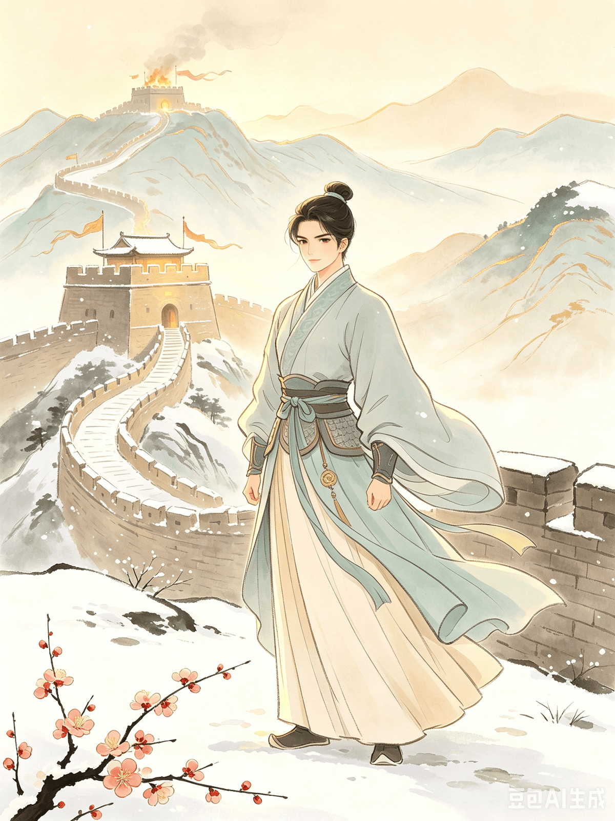 Ten Healing Poems from the Early Tang: Dissolving Overthinking, Cultivating a Relaxed Life Chapter 3: Yang Jiong's On Campaign — Firming Beliefs, Dispelling Confusion, and Alleviating Anxiety with Courage I. The Original Poem Beacon fires light up the western capital, My heart stirs with indignation. The jade tablet of command departs the Phoenix Palace, Iron cavalry encircles Dragon City. Snow darkens and dims the painted banners, The strong wind mixes with the sound of drums. Better to be a centurion, Than to be a mere scholar. II. Interpretation During the early Tang Dynasty, with the nation's power on the rise, scholars were no longer confined to their studies, indulging in melancholic sentiments. Yang Jiong's frontier poem is a vivid portrayal of a scholar confronting mental exhaustion and choosing resolute action. As border wars ignite and the nation faces turmoil, the poet's patriotic fervor surges. Unable to stand idly by, he witnesses generals being commissioned and iron cavalry rushing to the frontier. In the harsh, snowy borderlands, banners fade in the gloom, and the strong wind carries the din of war drums. The battlefield is perilous and cold, the path ahead unknown, life and death uncertain. Yet, the entire army presses forward with courage, showing no trace of retreat. The poem concludes with a direct expression of emotion that has resonated through the ages: Better to be a centurion, fighting on the front lines and embodying action, than to be a useless scholar trapped in a study, lost in anxious thought. The healing core of this poem is never about glorifying war, but rather about distinguishing between "anxiety from overthinking" and "determination through action." Most anxiety in the world stems from thinking too much and doing too little, from constantly ruminating in place, agonizing over pros and cons, fearing risks, and being paralyzed by choices. This leads to a restless mind. However, once a clear direction is found, one's choice is affirmed, and the unknown challenges are faced head-on, distracting thoughts naturally dissipate. Yang Jiong understood this: the essence of confusion is hesitation, and the root of anxiety is timidity. With firm conviction and practical action, all mental panic can be resolved. III. Practical Application A typical emotional dilemma for young people today is "choice paralysis," leading to mental exhaustion: agonizing over whether to pursue postgraduate studies or enter the workforce, whether to quit a job without another lined up or endure the current workplace, whether to specialize in one field or transition to another, whether to step out of their comfort zone. They drift through their days, then spend their nights replaying pros and cons, fearing failure, fearing making the wrong choice, fearing effort without reward. This leads to endless overthinking and a restless mind, with action completely stagnated, caught in a vicious cycle of more thinking, more panic, and more mental exhaustion. There are also those who, when facing work difficulties or interpersonal conflicts, habitually avoid and over-imagine, amplifying unknown risks and creating self-induced panic and anxiety. This poem offers practical emotional solutions: 1. End "anxiety from overthinking." Anxiety itself is not the problem; endlessly overthinking in place is. Instead of spending nights imagining a thousand potential failures, choose a direction and act immediately. Action is always the best cure for confusion. 2. Accept the uncertainties of the future. Career transitions and life choices inherently lack a foolproof path. Just as the frontier battlefield is fraught with unknown snowstorms, one must still press forward. Don't strive for a perfect, risk-free plan. 3. Cultivate self-belief. There's no need to envy others' paths or compare your life to theirs. Be firm in your own choices. Even if the path ahead is arduous, it is better than being trapped in restless self-doubt. Let go of the obsession with perfect outcomes, shed timidity and hesitation, and use small actions to shatter overthinking. This severs mental exhaustion, solidifies your resolve to move forward, and naturally calms your restless mind. Dix poèmes de guérison du début de la dynastie Tang : Dissoudre le surmenage intellectuel, cultiver la sérénité Chapitre 3 : La campagne de Yang Jiong — Affermir ses convictions, dissiper la confusion et apaiser l'anxiété par le courage I. Le poème original : Des feux de signalisation illuminent la capitale occidentale, Mon cœur s'emballe d'indignation. La tablette de jade du commandement quitte le Palais du Phénix, La cavalerie de fer encercle la Cité du Dragon. La neige assombrit et ternit les bannières peintes, Le vent violent se mêle au son des tambours. Mieux vaut être centurion, Que d'être un simple lettré. II. Interprétation : Au début de la dynastie Tang, alors que la puissance de la nation s'affirmait, les lettrés ne se cantonnaient plus à leurs études, ni à la mélancolie. Le poème de Yang Jiong, qui se déroule aux frontières, dépeint avec force un lettré confronté à l'épuisement mental et choisissant l'action résolue. Alors que les guerres frontalières s'embrasent et que la nation est en proie au chaos, la ferveur patriotique du poète s'intensifie. Incapable de rester les bras croisés, il voit des généraux être nommés et la cavalerie d'acier se précipiter vers la frontière. Dans les rudes contrées enneigées, les bannières se fanent dans l'obscurité et le vent violent porte le grondement des tambours de guerre. Le champ de bataille est périlleux et glacial, l'avenir incertain, la vie et la mort omniprésentes. Pourtant, toute l'armée avance avec courage, sans jamais envisager la retraite. Le poème s'achève sur l'expression directe d'une émotion qui a traversé les âges : mieux vaut être un centurion, combattant en première ligne et incarnant l'action, qu'un érudit inutile, prisonnier de son bureau, perdu dans ses pensées angoissées. Le message apaisant de ce poème ne réside jamais dans la glorification de la guerre, mais plutôt dans la distinction entre « l'angoisse due à la rumination » et « la détermination par l'action ». La plupart des angoisses dans le monde proviennent d'une réflexion excessive et d'une action insuffisante, d'une rumination constante, d'un examen minutieux des avantages et des inconvénients, de la peur des risques et d'une paralysie face aux choix. Cela engendre une agitation mentale. Cependant, une fois une direction claire trouvée, un choix affirmé et les défis inconnus affrontés de front, les pensées parasites se dissipent naturellement. Yang Jiong l'avait compris : l'essence de la confusion est l'hésitation, et la racine de l'angoisse est la timidité. Avec une conviction ferme et des actions concrètes, toute panique mentale peut être résolue. III. Application pratique. Un dilemme émotionnel typique des jeunes d'aujourd'hui est la « paralysie du choix », qui conduit à l'épuisement mental : s'interroger sur la pertinence de poursuivre des études supérieures ou d'entrer sur le marché du travail, de quitter un emploi sans en avoir trouvé un autre ou de supporter son lieu de travail actuel, de se spécialiser dans un domaine ou de se réorienter, de sortir de sa zone de confort. Ils laissent filer leurs journées, puis passent leurs nuits à peser le pour et le contre, craignant l'échec, le mauvais choix, les efforts vains. Cela engendre une rumination incessante et une agitation mentale permanente, paralysant toute action et les piégeant dans un cercle vicieux de pensées incessantes, de panique et d'épuisement mental. D'autres, confrontés à des difficultés professionnelles ou des conflits interpersonnels, ont tendance à éviter le problème et à trop imaginer, amplifiant ainsi les risques inconnus et s'infligeant une anxiété et une panique auto-induites. Ce poème propose des solutions émotionnelles concrètes : 1. Mettre fin à « l'anxiété liée à la rumination ». L'anxiété en elle-même n'est pas le problème ; c'est le fait de ressasser sans cesse la même chose. Au lieu de passer des nuits à imaginer mille échecs potentiels, choisissez une direction et agissez immédiatement. L'action est toujours le meilleur remède à la confusion. 2. Accepter les incertitudes de l'avenir. Les transitions de carrière et les choix de vie ne sont par nature pas sans risque. Tout comme un champ de bataille est semé d'embûches et de tempêtes de neige imprévues, il faut persévérer. Ne cherchez pas à élaborer un plan parfait et sans risque. 3. Cultivez la confiance en vous. Inutile d'envier le parcours des autres ou de comparer votre vie à la leur. Affirmez vos choix. Même si le chemin à parcourir est ardu, il vaut mieux que de rester prisonnier d'un doute incessant. Abandonnez l'obsession de la perfection, surmontez votre timidité et vos hésitations, et agissez par petites étapes pour apaiser vos ruminations. Vous vaincrez ainsi l'épuisement mental, renforcerez votre détermination à aller de l'avant et calmerez naturellement votre esprit agité. Ten Healing Poems from the Early Tang: Dissolving Overthinking, Cultivating a Relaxed Life Chapter 3: Yang Jiong's On Campaign — Firming Beliefs, Dispelling Confusion, and Alleviating Anxiety with Courage I. The Original Poem Beacon fires light up the western capital, My heart stirs with indignation. The jade tablet of command departs the Phoenix Palace, Iron cavalry encircles Dragon City. Snow darkens and dims the painted banners, The strong wind mixes with the sound of drums. Better to be a centurion, Than to be a mere scholar. II. Interpretation During the early Tang Dynasty, with the nation's power on the rise, scholars were no longer confined to their studies, indulging in melancholic sentiments. Yang Jiong's frontier poem is a vivid portrayal of a scholar confronting mental exhaustion and choosing resolute action. As border wars ignite and the nation faces turmoil, the poet's patriotic fervor surges. Unable to stand idly by, he witnesses generals being commissioned and iron cavalry rushing to the frontier. In the harsh, snowy borderlands, banners fade in the gloom, and the strong wind carries the din of war drums. The battlefield is perilous and cold, the path ahead unknown, life and death uncertain. Yet, the entire army presses forward with courage, showing no trace of retreat. The poem concludes with a direct expression of emotion that has resonated through the ages: Better to be a centurion, fighting on the front lines and embodying action, than to be a useless scholar trapped in a study, lost in anxious thought. The healing core of this poem is never about glorifying war, but rather about distinguishing between "anxiety from overthinking" and "determination through action." Most anxiety in the world stems from thinking too much and doing too little, from constantly ruminating in place, agonizing over pros and cons, fearing risks, and being paralyzed by choices. This leads to a restless mind. However, once a clear direction is found, one's choice is affirmed, and the unknown challenges are faced head-on, distracting thoughts naturally dissipate. Yang Jiong understood this: the essence of confusion is hesitation, and the root of anxiety is timidity. With firm conviction and practical action, all mental panic can be resolved. III. Practical Application A typical emotional dilemma for young people today is "choice paralysis," leading to mental exhaustion: agonizing over whether to pursue postgraduate studies or enter the workforce, whether to quit a job without another lined up or endure the current workplace, whether to specialize in one field or transition to another, whether to step out of their comfort zone. They drift through their days, then spend their nights replaying pros and cons, fearing failure, fearing making the wrong choice, fearing effort without reward. This leads to endless overthinking and a restless mind, with action completely stagnated, caught in a vicious cycle of more thinking, more panic, and more mental exhaustion. There are also those who, when facing work difficulties or interpersonal conflicts, habitually avoid and over-imagine, amplifying unknown risks and creating self-induced panic and anxiety. This poem offers practical emotional solutions: 1. End "anxiety from overthinking." Anxiety itself is not the problem; endlessly overthinking in place is. Instead of spending nights imagining a thousand potential failures, choose a direction and act immediately. Action is always the best cure for confusion. 2. Accept the uncertainties of the future. Career transitions and life choices inherently lack a foolproof path. Just as the frontier battlefield is fraught with unknown snowstorms, one must still press forward. Don't strive for a perfect, risk-free plan. 3. Cultivate self-belief. There's no need to envy others' paths or compare your life to theirs. Be firm in your own choices. Even if the path ahead is arduous, it is better than being trapped in restless self-doubt. Let go of the obsession with perfect outcomes, shed timidity and hesitation, and use small actions to shatter overthinking. This severs mental exhaustion, solidifies your resolve to move forward, and naturally calms your restless mind. Dix poèmes de guérison du début de la dynastie Tang : Dissoudre le surmenage intellectuel, cultiver la sérénité Chapitre 3 : La campagne de Yang Jiong — Affermir ses convictions, dissiper la confusion et apaiser l'anxiété par le courage I. Le poème original : Des feux de signalisation illuminent la capitale occidentale, Mon cœur s'emballe d'indignation. La tablette de jade du commandement quitte le Palais du Phénix, La cavalerie de fer encercle la Cité du Dragon. La neige assombrit et ternit les bannières peintes, Le vent violent se mêle au son des tambours. Mieux vaut être centurion, Que d'être un simple lettré. II. Interprétation : Au début de la dynastie Tang, alors que la puissance de la nation s'affirmait, les lettrés ne se cantonnaient plus à leurs études, ni à la mélancolie. Le poème de Yang Jiong, qui se déroule aux frontières, dépeint avec force un lettré confronté à l'épuisement mental et choisissant l'action résolue. Alors que les guerres frontalières s'embrasent et que la nation est en proie au chaos, la ferveur patriotique du poète s'intensifie. Incapable de rester les bras croisés, il voit des généraux être nommés et la cavalerie d'acier se précipiter vers la frontière. Dans les rudes contrées enneigées, les bannières se fanent dans l'obscurité et le vent violent porte le grondement des tambours de guerre. Le champ de bataille est périlleux et glacial, l'avenir incertain, la vie et la mort omniprésentes. Pourtant, toute l'armée avance avec courage, sans jamais envisager la retraite. Le poème s'achève sur l'expression directe d'une émotion qui a traversé les âges : mieux vaut être un centurion, combattant en première ligne et incarnant l'action, qu'un érudit inutile, prisonnier de son bureau, perdu dans ses pensées angoissées. Le message apaisant de ce poème ne réside jamais dans la glorification de la guerre, mais plutôt dans la distinction entre « l'angoisse due à la rumination » et « la détermination par l'action ». La plupart des angoisses dans le monde proviennent d'une réflexion excessive et d'une action insuffisante, d'une rumination constante, d'un examen minutieux des avantages et des inconvénients, de la peur des risques et d'une paralysie face aux choix. Cela engendre une agitation mentale. Cependant, une fois une direction claire trouvée, un choix affirmé et les défis inconnus affrontés de front, les pensées parasites se dissipent naturellement. Yang Jiong l'avait compris : l'essence de la confusion est l'hésitation, et la racine de l'angoisse est la timidité. Avec une conviction ferme et des actions concrètes, toute panique mentale peut être résolue. III. Application pratique. Un dilemme émotionnel typique des jeunes d'aujourd'hui est la « paralysie du choix », qui conduit à l'épuisement mental : s'interroger sur la pertinence de poursuivre des études supérieures ou d'entrer sur le marché du travail, de quitter un emploi sans en avoir trouvé un autre ou de supporter son lieu de travail actuel, de se spécialiser dans un domaine ou de se réorienter, de sortir de sa zone de confort. Ils laissent filer leurs journées, puis passent leurs nuits à peser le pour et le contre, craignant l'échec, le mauvais choix, les efforts vains. Cela engendre une rumination incessante et une agitation mentale permanente, paralysant toute action et les piégeant dans un cercle vicieux de pensées incessantes, de panique et d'épuisement mental. D'autres, confrontés à des difficultés professionnelles ou des conflits interpersonnels, ont tendance à éviter le problème et à trop imaginer, amplifiant ainsi les risques inconnus et s'infligeant une anxiété et une panique auto-induites. Ce poème propose des solutions émotionnelles concrètes : 1. Mettre fin à « l'anxiété liée à la rumination ». L'anxiété en elle-même n'est pas le problème ; c'est le fait de ressasser sans cesse la même chose. Au lieu de passer des nuits à imaginer mille échecs potentiels, choisissez une direction et agissez immédiatement. L'action est toujours le meilleur remède à la confusion. 2. Accepter les incertitudes de l'avenir. Les transitions de carrière et les choix de vie ne sont par nature pas sans risque. Tout comme un champ de bataille est semé d'embûches et de tempêtes de neige imprévues, il faut persévérer. Ne cherchez pas à élaborer un plan parfait et sans risque. 3. Cultivez la confiance en vous. Inutile d'envier le parcours des autres ou de comparer votre vie à la leur. Affirmez vos choix. Même si le chemin à parcourir est ardu, il vaut mieux que de rester prisonnier d'un doute incessant. Abandonnez l'obsession de la perfection, surmontez votre timidité et vos hésitations, et agissez par petites étapes pour apaiser vos ruminations. Vous vaincrez ainsi l'épuisement mental, renforcerez votre détermination à aller de l'avant et calmerez naturellement votre esprit agité.