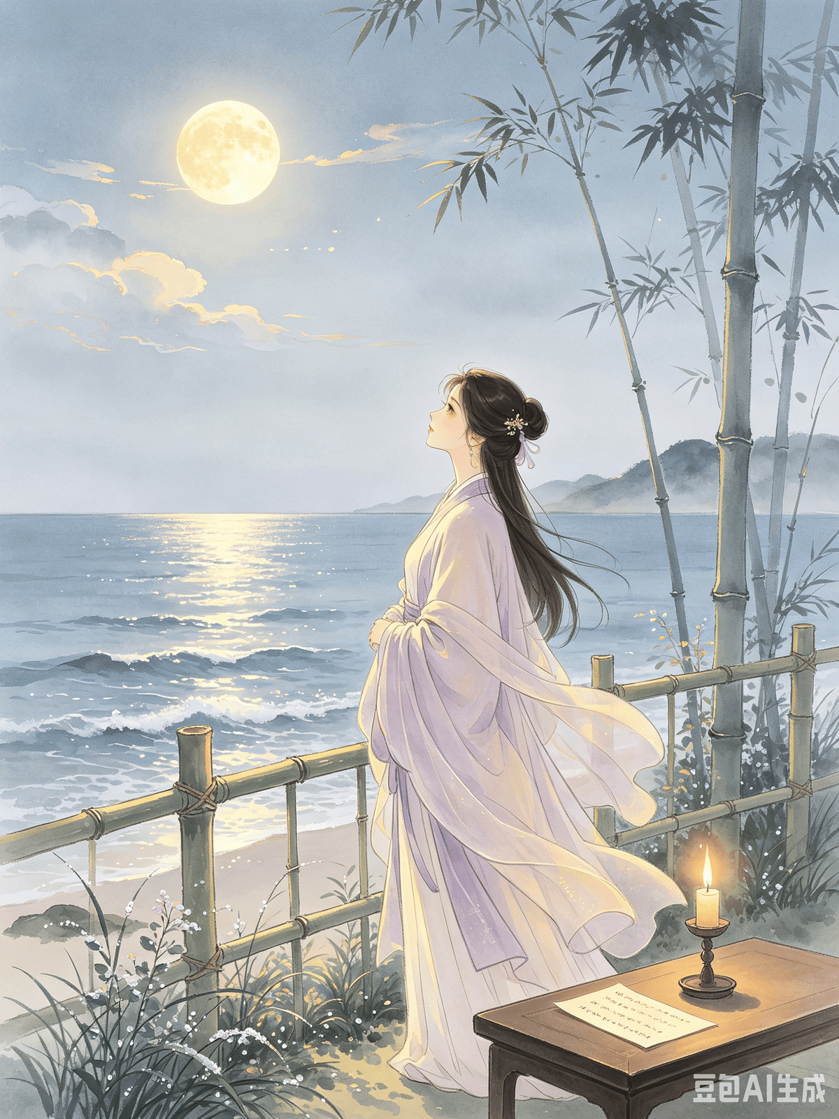 Ten Healing Poems from the Early Tang: Dissolving Overthinking, Cultivating a Relaxed Life Chapter 9: Zhang Jiuling's Gazing at the Moon and Longing for a Distant One — Expressing Longing, Finding Emotional Rest, and Treating Life with Gentleness I. The Original Poem A bright moon rises from across the sea, Across the world, we share this moment. Loved ones lament the long night, Through the night, longing stirs. I extinguish the candle, cherishing the full light, Donning my clothes, I feel the dew dampening. Unable to gather it in my hands to give, I return to bed, dreaming of a happy reunion. II. Interpretation Zhang Jiuling, a chancellor known for his gentle and reserved nature, composed this tender and healing poem of longing on a mid-autumn moonlit night. Separated from family and homeland, alone in a foreign land serving as an official, his verse stands apart from the typical bitter and melancholic laments of homesickness. It is restrained, gentle, and self-composed. A bright moon slowly rises from the vast sea, its pure light illuminating the world. Even though loved ones are separated by vast distances, at this very moment, they share the same moonlight, their hearts connected. As the long night stretches, thoughts of longing and melancholy arise. The poet extinguishes his candle, solely appreciating the moon's glow filling his room. He rises, puts on his clothes, and steps out, feeling the cold dew dampening his garments. He wishes to cup the moonlight in his hands to send to distant relatives and friends, but he cannot. Resigned, he returns to his bed, hoping to be reunited with them in dreams. The core of this poem is about gently accommodating emotions, rather than succumbing to the pain of longing. People often find themselves trapped in sorrow when missing loved ones, complaining about the vast distance or lamenting their helplessness, thus tormenting themselves. Zhang Jiuling, however, chooses to gently accept the longing of separation. He doesn't resist the emotion of missing someone, nor does he suppress his deep concern. Instead, he channels his feelings through the moonlight, coexisting gently with his emotions. He teaches us that negative feelings and anxieties about loved ones don't need to be forcibly suppressed or immediately dismissed. There's no need to fight against sadness. By embracing your emotions with gentleness—allowing yourself to care, allowing yourself to be vulnerable—and not clashing rigidly with your feelings, you find the best path to emotional self-healing. Rigidly fighting inner turmoil only leads to more exhaustion; gently dissolving emotional states calms the mind. A sense of ease is found in a soft and gentle heart. III. Practical Application Modern "soft emotional exhaustion" often manifests as: • Homesickness abroad or working away from family: Feeling guilty and self-reproachful late at night for not being able to accompany parents. • Long-distance relationships: Worrying that distance will dilute affection, leading to constant anxiety. • Grief: Missing departed loved ones, sinking into prolonged sadness. • Forcing strength: Habitually compelling oneself to be strong and independent, suppressing vulnerability, concern, and tenderness. Not allowing oneself to feel low or empathize, forcing a facade of optimism. Over time, these accumulated emotions lead to internal turmoil, emotional breakdowns at night, and a forced stoicism during the day, resulting in dual physical and mental exhaustion. This poem offers a gentle emotional framework: there's no need to force yourself to be strong at all times. Vulnerability, concern, longing, and empathy are not weaknesses; they are fundamental human feelings. 1. Allow emotions to flow. If you're homesick, acknowledge it openly. If you miss someone, reach out. Don't suppress the tenderness in your heart; don't pretend to be invincible. 2. Learn to accommodate emotions in a lightweight way. Physical presence isn't the only form of companionship. Sharing the same moonlight across vast distances is also a form of mutual presence and distant warmth. 3. Don't fight against negative emotions. The more you suppress longing, the more prone you are to internal struggle. Candidly accept the concern that comes with separation and the helplessness of circumstances. 4. Be kind to your inner self. Life doesn't always demand sharpness and decisiveness. Embrace regrets with gentleness, accept partings with tenderness. By being kind to your own emotions, softening your inner edges, and living gently, you can dissolve accumulated anxieties and live a peaceful, secure life. Dix poèmes apaisants du début de la dynastie Tang : Dissoudre les ruminations, cultiver la sérénité Chapitre 9 : « Contempler la lune et le désir d'un être cher au loin » de Zhang Jiuling — Exprimer le désir, trouver la paix intérieure et aborder la vie avec douceur I. Le poème original Une lune brillante se lève au-delà des mers, À travers le monde, nous partageons cet instant. Les êtres chers déplorent la longue nuit, Tout au long de la nuit, le désir s'éveille. J'éteins la bougie, savourant sa pleine lumière, En m'habillant, je sens la rosée s'humidifier. Incapable de la recueillir pour la donner, je retourne me coucher, rêvant de joyeuses retrouvailles. II. Interprétation Zhang Jiuling, chancelier réputé pour sa nature douce et réservée, composa ce poème tendre et apaisant, empreint de nostalgie, par une nuit de pleine lune d'automne. Séparé de sa famille et de sa patrie, seul en terre étrangère où il exerce ses fonctions de fonctionnaire, ses vers se distinguent des lamentations amères et mélancoliques habituelles sur le mal du pays. Il est empreint de retenue, de douceur et de sérénité. Une lune brillante se lève lentement de l'immensité de la mer, sa pure lumière illuminant le monde. Bien que séparés par d'immenses distances, les êtres chers partagent, à cet instant précis, la même clarté lunaire, leurs cœurs unis. Tandis que la longue nuit s'étire, des pensées de nostalgie et de mélancolie surgissent. Le poète éteint sa bougie, savourant uniquement la lueur de la lune qui emplit sa chambre. Il se lève, s'habille et sort, sentant la rosée froide imprégner ses vêtements. Il voudrait saisir la clarté de la lune dans ses mains pour l'envoyer à ses parents et amis éloignés, mais il ne le peut. Résigné, il retourne se coucher, espérant les retrouver en rêve. Le cœur de ce poème réside dans l'acceptation douce des émotions, plutôt que de succomber à la douleur du manque. Souvent, on se retrouve prisonnier du chagrin lorsqu'on est séparé d'un être cher, se plaignant de l'immensité de la distance ou déplorant son impuissance, et se tourmentant ainsi. Zhang Jiuling, quant à lui, choisit d'accepter avec douceur le désir de la séparation. Il ne résiste pas à l'émotion du manque, ni ne refoule sa profonde inquiétude. Au contraire, il canalise ses sentiments à travers le clair de lune, coexistant paisiblement avec ses émotions. Il nous enseigne que les sentiments négatifs et les angoisses concernant les êtres chers n'ont pas besoin d'être refoulés de force ni immédiatement rejetés. Il n'est pas nécessaire de lutter contre la tristesse. En accueillant ses émotions avec douceur – en s'autorisant à éprouver de l'affection, à être vulnérable – et sans s'opposer farouchement à ses sentiments, on trouve le meilleur chemin vers la guérison émotionnelle. Combattre avec acharnement les troubles intérieurs ne fait qu'accroître l'épuisement ; dissoudre doucement les états émotionnels apaise l'esprit. Un sentiment de sérénité se trouve dans un cœur doux et bienveillant. III. Application pratique. La « douce fatigue émotionnelle » moderne se manifeste souvent par : • Le mal du pays à l'étranger ou le travail loin de sa famille : un sentiment de culpabilité et de reproches tard dans la nuit de ne pas pouvoir accompagner ses parents. • Relations à distance : La crainte que la distance n'atténue les sentiments engendre une anxiété constante. • Deuil : Le manque des êtres chers disparus plonge dans une tristesse prolongée. • Force forcée : Se contraindre constamment à être fort et indépendant, en réprimant sa vulnérabilité, son inquiétude et sa tendresse. S'interdire de ressentir de la tristesse ou de l'empathie, et se forcer à afficher un optimisme de façade. Avec le temps, ces émotions accumulées provoquent un trouble intérieur, des crises émotionnelles nocturnes et un stoïcisme forcé le jour, entraînant un épuisement physique et mental. Ce poème propose un cadre émotionnel bienveillant : il n'est pas nécessaire de se forcer à être fort en permanence. La vulnérabilité, l'inquiétude, le désir et l'empathie ne sont pas des faiblesses ; ce sont des sentiments humains fondamentaux. 1. Laissez vos émotions s'exprimer. Si le mal du pays vous gagne, reconnaissez-le ouvertement. Si quelqu'un vous manque, prenez de ses nouvelles. Ne refoulez pas la tendresse de votre cœur ; ne prétendez pas être invincible. 2. Apprenez à accueillir vos émotions avec légèreté. La présence physique n'est pas la seule forme de compagnie. Partager la même lumière lunaire malgré la distance est aussi une forme de présence mutuelle et de chaleur partagée. 3. Ne luttez pas contre les émotions négatives. Plus vous refoulez le désir, plus vous risquez de souffrir de conflits intérieurs. Acceptez sincèrement l'inquiétude liée à la séparation et le sentiment d'impuissance face aux circonstances. 4. Soyez bienveillant envers vous-même. La vie n'exige pas toujours de la vivacité ni de la détermination. Accueillez les regrets avec douceur, acceptez les séparations avec tendresse. En étant bienveillant envers vos propres émotions, en adoucissant vos aspérités et en vivant avec douceur, vous pouvez dissiper les angoisses accumulées et vivre une vie paisible et sereine. Ten Healing Poems from the Early Tang: Dissolving Overthinking, Cultivating a Relaxed Life Chapter 9: Zhang Jiuling's Gazing at the Moon and Longing for a Distant One — Expressing Longing, Finding Emotional Rest, and Treating Life with Gentleness I. The Original Poem A bright moon rises from across the sea, Across the world, we share this moment. Loved ones lament the long night, Through the night, longing stirs. I extinguish the candle, cherishing the full light, Donning my clothes, I feel the dew dampening. Unable to gather it in my hands to give, I return to bed, dreaming of a happy reunion. II. Interpretation Zhang Jiuling, a chancellor known for his gentle and reserved nature, composed this tender and healing poem of longing on a mid-autumn moonlit night. Separated from family and homeland, alone in a foreign land serving as an official, his verse stands apart from the typical bitter and melancholic laments of homesickness. It is restrained, gentle, and self-composed. A bright moon slowly rises from the vast sea, its pure light illuminating the world. Even though loved ones are separated by vast distances, at this very moment, they share the same moonlight, their hearts connected. As the long night stretches, thoughts of longing and melancholy arise. The poet extinguishes his candle, solely appreciating the moon's glow filling his room. He rises, puts on his clothes, and steps out, feeling the cold dew dampening his garments. He wishes to cup the moonlight in his hands to send to distant relatives and friends, but he cannot. Resigned, he returns to his bed, hoping to be reunited with them in dreams. The core of this poem is about gently accommodating emotions, rather than succumbing to the pain of longing. People often find themselves trapped in sorrow when missing loved ones, complaining about the vast distance or lamenting their helplessness, thus tormenting themselves. Zhang Jiuling, however, chooses to gently accept the longing of separation. He doesn't resist the emotion of missing someone, nor does he suppress his deep concern. Instead, he channels his feelings through the moonlight, coexisting gently with his emotions. He teaches us that negative feelings and anxieties about loved ones don't need to be forcibly suppressed or immediately dismissed. There's no need to fight against sadness. By embracing your emotions with gentleness—allowing yourself to care, allowing yourself to be vulnerable—and not clashing rigidly with your feelings, you find the best path to emotional self-healing. Rigidly fighting inner turmoil only leads to more exhaustion; gently dissolving emotional states calms the mind. A sense of ease is found in a soft and gentle heart. III. Practical Application Modern "soft emotional exhaustion" often manifests as: • Homesickness abroad or working away from family: Feeling guilty and self-reproachful late at night for not being able to accompany parents. • Long-distance relationships: Worrying that distance will dilute affection, leading to constant anxiety. • Grief: Missing departed loved ones, sinking into prolonged sadness. • Forcing strength: Habitually compelling oneself to be strong and independent, suppressing vulnerability, concern, and tenderness. Not allowing oneself to feel low or empathize, forcing a facade of optimism. Over time, these accumulated emotions lead to internal turmoil, emotional breakdowns at night, and a forced stoicism during the day, resulting in dual physical and mental exhaustion. This poem offers a gentle emotional framework: there's no need to force yourself to be strong at all times. Vulnerability, concern, longing, and empathy are not weaknesses; they are fundamental human feelings. 1. Allow emotions to flow. If you're homesick, acknowledge it openly. If you miss someone, reach out. Don't suppress the tenderness in your heart; don't pretend to be invincible. 2. Learn to accommodate emotions in a lightweight way. Physical presence isn't the only form of companionship. Sharing the same moonlight across vast distances is also a form of mutual presence and distant warmth. 3. Don't fight against negative emotions. The more you suppress longing, the more prone you are to internal struggle. Candidly accept the concern that comes with separation and the helplessness of circumstances. 4. Be kind to your inner self. Life doesn't always demand sharpness and decisiveness. Embrace regrets with gentleness, accept partings with tenderness. By being kind to your own emotions, softening your inner edges, and living gently, you can dissolve accumulated anxieties and live a peaceful, secure life. Dix poèmes apaisants du début de la dynastie Tang : Dissoudre les ruminations, cultiver la sérénité Chapitre 9 : « Contempler la lune et le désir d'un être cher au loin » de Zhang Jiuling — Exprimer le désir, trouver la paix intérieure et aborder la vie avec douceur I. Le poème original Une lune brillante se lève au-delà des mers, À travers le monde, nous partageons cet instant. Les êtres chers déplorent la longue nuit, Tout au long de la nuit, le désir s'éveille. J'éteins la bougie, savourant sa pleine lumière, En m'habillant, je sens la rosée s'humidifier. Incapable de la recueillir pour la donner, je retourne me coucher, rêvant de joyeuses retrouvailles. II. Interprétation Zhang Jiuling, chancelier réputé pour sa nature douce et réservée, composa ce poème tendre et apaisant, empreint de nostalgie, par une nuit de pleine lune d'automne. Séparé de sa famille et de sa patrie, seul en terre étrangère où il exerce ses fonctions de fonctionnaire, ses vers se distinguent des lamentations amères et mélancoliques habituelles sur le mal du pays. Il est empreint de retenue, de douceur et de sérénité. Une lune brillante se lève lentement de l'immensité de la mer, sa pure lumière illuminant le monde. Bien que séparés par d'immenses distances, les êtres chers partagent, à cet instant précis, la même clarté lunaire, leurs cœurs unis. Tandis que la longue nuit s'étire, des pensées de nostalgie et de mélancolie surgissent. Le poète éteint sa bougie, savourant uniquement la lueur de la lune qui emplit sa chambre. Il se lève, s'habille et sort, sentant la rosée froide imprégner ses vêtements. Il voudrait saisir la clarté de la lune dans ses mains pour l'envoyer à ses parents et amis éloignés, mais il ne le peut. Résigné, il retourne se coucher, espérant les retrouver en rêve. Le cœur de ce poème réside dans l'acceptation douce des émotions, plutôt que de succomber à la douleur du manque. Souvent, on se retrouve prisonnier du chagrin lorsqu'on est séparé d'un être cher, se plaignant de l'immensité de la distance ou déplorant son impuissance, et se tourmentant ainsi. Zhang Jiuling, quant à lui, choisit d'accepter avec douceur le désir de la séparation. Il ne résiste pas à l'émotion du manque, ni ne refoule sa profonde inquiétude. Au contraire, il canalise ses sentiments à travers le clair de lune, coexistant paisiblement avec ses émotions. Il nous enseigne que les sentiments négatifs et les angoisses concernant les êtres chers n'ont pas besoin d'être refoulés de force ni immédiatement rejetés. Il n'est pas nécessaire de lutter contre la tristesse. En accueillant ses émotions avec douceur – en s'autorisant à éprouver de l'affection, à être vulnérable – et sans s'opposer farouchement à ses sentiments, on trouve le meilleur chemin vers la guérison émotionnelle. Combattre avec acharnement les troubles intérieurs ne fait qu'accroître l'épuisement ; dissoudre doucement les états émotionnels apaise l'esprit. Un sentiment de sérénité se trouve dans un cœur doux et bienveillant. III. Application pratique. La « douce fatigue émotionnelle » moderne se manifeste souvent par : • Le mal du pays à l'étranger ou le travail loin de sa famille : un sentiment de culpabilité et de reproches tard dans la nuit de ne pas pouvoir accompagner ses parents. • Relations à distance : La crainte que la distance n'atténue les sentiments engendre une anxiété constante. • Deuil : Le manque des êtres chers disparus plonge dans une tristesse prolongée. • Force forcée : Se contraindre constamment à être fort et indépendant, en réprimant sa vulnérabilité, son inquiétude et sa tendresse. S'interdire de ressentir de la tristesse ou de l'empathie, et se forcer à afficher un optimisme de façade. Avec le temps, ces émotions accumulées provoquent un trouble intérieur, des crises émotionnelles nocturnes et un stoïcisme forcé le jour, entraînant un épuisement physique et mental. Ce poème propose un cadre émotionnel bienveillant : il n'est pas nécessaire de se forcer à être fort en permanence. La vulnérabilité, l'inquiétude, le désir et l'empathie ne sont pas des faiblesses ; ce sont des sentiments humains fondamentaux. 1. Laissez vos émotions s'exprimer. Si le mal du pays vous gagne, reconnaissez-le ouvertement. Si quelqu'un vous manque, prenez de ses nouvelles. Ne refoulez pas la tendresse de votre cœur ; ne prétendez pas être invincible. 2. Apprenez à accueillir vos émotions avec légèreté. La présence physique n'est pas la seule forme de compagnie. Partager la même lumière lunaire malgré la distance est aussi une forme de présence mutuelle et de chaleur partagée. 3. Ne luttez pas contre les émotions négatives. Plus vous refoulez le désir, plus vous risquez de souffrir de conflits intérieurs. Acceptez sincèrement l'inquiétude liée à la séparation et le sentiment d'impuissance face aux circonstances. 4. Soyez bienveillant envers vous-même. La vie n'exige pas toujours de la vivacité ni de la détermination. Accueillez les regrets avec douceur, acceptez les séparations avec tendresse. En étant bienveillant envers vos propres émotions, en adoucissant vos aspérités et en vivant avec douceur, vous pouvez dissiper les angoisses accumulées et vivre une vie paisible et sereine.