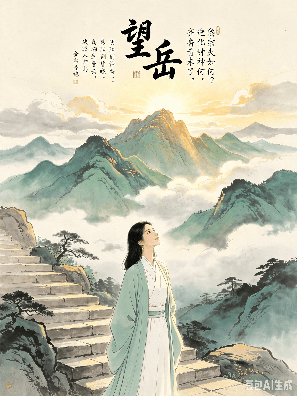 Tang Dynasty Poetic Healing: Erasing Modern Mental Friction and Cultivating a Life of Ease Chapter 7: Du Fu’s Gazing at the Mountain — Establishing Hope, Dispersing Confusion, and Facing Adversity with a Resilient Mindset I. The Original Poem Gazing at the Mountain (望岳) What is the true nature of Mount Tai? Across Qi and Lu, its green never ends. Creation has concentrated its divine beauty here, The mountain's light and shade divide dusk and dawn. Rolling clouds cleanse the chest, Straining my eyes, I watch the returning birds. One day I must climb to the absolute summit, And see, in one glance, how small all other mountains are. II. Poetic Insight Gazing at the Mountain was written during Du Fu’s youth as an expression of his lofty ambitions while looking up at the towering peaks. At the time, the young Du Fu was a wanderer. He had failed the imperial examinations, his future was uncertain, his family background was ordinary, and he had no patrons to guide him. He was at a low point in his life, unable to clearly see the direction of his future, and filled with confusion and helplessness. Yet, he never gave in to despair or self-abandonment. Standing before Mount Tai and looking out at the majestic peaks, he saw how nature gathered its vital energy. The clouds at the summit cleansed his spirit, and at dusk, the birds returned freely to the forest. The sheer vitality and grandeur of the landscape instantly cleared the fog in his heart. This poem is the High Tang era's ultimate remedy for confusion and lack of direction. Its core logic is to find vitality while at rock bottom, to lock your sights on the distant horizon when trapped in adversity, to step outside your immediate struggles, and to extend your perspective across the span of your entire life. When people are at a low point, they tend to only see their immediate difficulties: current unemployment, current debt, current setbacks, and current frustrations. They then conclude that their entire life is a failure, falling into despair and confusion. Standing at the foot of the mountain and looking up at the summit, Du Fu did not trap himself in the rugged path immediately before him. Instead, he grounded himself in the determination to reach the top. He understood that all obstacles are necessary parts of the journey and that immediate hardship is merely a temporary phase, not a final destination. The poem isn't filled with empty motivational platitudes; rather, it uses the vitality of the landscape to tell the world: all things possess an upward driving force, and every low point in life eventually has a turning point. If you harbor the ambition to climb higher, you can shatter confusion and maintain the inner strength to keep moving forward. III. Real-World Application As a mindset consultant, I frequently see a highly common emotional trap among modern adults: phase-specific life confusion. Repeated rejections in job hunting, layoffs in declining industries, career bottlenecks, long-term studying with no results, or simply trudging through life under heavy burdens. When you face a prolonged period without visible returns or a clear path forward, it is easy to lose motivation. You begin to doubt yourself, embrace toxic apathy (the "lying flat" mindset), and lose hope for the future. You become trapped in a vicious cycle of powerlessness, anxiety, and mental friction. You don't want to just give up and accept your fate, but you also feel powerless to break through your current circumstances, leaving you tormented in the space between. Understanding Gazing at the Mountain is the key to breaking the internal friction of hitting rock bottom. Here are three actionable mindset shifts: 1. Isolate the Duration of the Adversity: All workplace bottlenecks, life hurdles, and career lows are short-term, "bottom-of-the-mountain" struggles. They are not your final destination. Do not use your current difficulties to define the ultimate height of your life, and do not let a temporary setback negate your entire self-worth. 2. Recognize the Vitality Within the Struggle: Just as the clouds and mist around Mount Tai may obscure the path but ultimately cleanse the spirit, life's hardships may torment your mind and body but they also deepen your life experience. Every grueling period you endure is building your resilience and foundational strength. 3. Extend Your Life Perspective to Break Short-Sighted Anxiety: Your immediate gains, losses, successes, and failures are negligible when viewed across the long span of your entire life. You do not need to agonize over temporary outcomes or feel anxious about whether your progress is fast or slow. Simply steady your pace and keep moving forward. Always maintain the heart of a mountain climber. Do not trap yourself in the narrow space of a temporary low point, and do not let the immediate fog worry you. Always believe that the adversity will eventually be overcome and the obstacles will fade away. By maintaining a resilient, upward-looking spirit—neither arrogant nor defeated, but walking steadily forward—you will dispel anxiety and confusion, gaining the courage and strength to face life's challenges head-on. Guérison poétique sous la dynastie Tang : Effacer les tensions mentales modernes et cultiver la sérénité Chapitre 7 : Le regard de Du Fu sur la montagne — Cultiver l'espoir, dissiper la confusion et affronter l'adversité avec résilience I. Le poème original « Le regard de la montagne » (望岳) Quelle est la véritable nature du mont Tai ? À travers Qi et Lu, son vert s'étend à perte de vue. La création y a concentré sa beauté divine, La lumière et l'ombre de la montagne séparent le crépuscule et l'aube. Les nuages qui roulent purifient la poitrine, Les yeux plissés, j'observe le retour des oiseaux. Un jour, je dois gravir le sommet absolu, Et voir, d'un seul regard, combien toutes les autres montagnes sont petites. II. Perspective poétique « Le regard de la montagne » a été écrit durant la jeunesse de Du Fu, comme une expression de ses nobles ambitions alors qu'il contemplait les cimes imposantes. À cette époque, le jeune Du Fu était un vagabond. Il avait échoué aux examens impériaux, son avenir était incertain, sa famille était modeste et il n'avait aucun protecteur pour le guider. Il traversait une période difficile, incapable de discerner la direction à prendre, et rongé par la confusion et le désespoir. Pourtant, il ne céda jamais au désespoir ni à l'abandon. Debout devant le mont Tai, contemplant ses majestueux sommets, il vit la nature rassembler son énergie vitale. Les nuages au sommet purifièrent son esprit et, au crépuscule, les oiseaux regagnèrent librement la forêt. La vitalité et la grandeur du paysage dissipèrent instantanément le brouillard qui obscurcissait son cœur. Ce poème est le remède ultime de l'époque de la Haute Tang face à la confusion et au manque de repères. Son message fondamental est de trouver la vitalité même au plus bas, de fixer son regard sur l'horizon lointain lorsqu'on est pris au piège de l'adversité, de prendre du recul par rapport à ses luttes immédiates et d'élargir sa perspective à l'ensemble de sa vie. Lorsque l'on est au plus bas, on a tendance à ne voir que ses difficultés immédiates : chômage, dettes, revers et frustrations du moment. Ils en concluent alors que leur vie entière est un échec, sombrant dans le désespoir et la confusion. Debout au pied de la montagne, le regard tourné vers le sommet, Du Fu ne s'est pas laissé piéger par le sentier escarpé qui se dressait devant lui. Au contraire, il s'est ancré dans la détermination d'atteindre le sommet. Il a compris que tous les obstacles sont des étapes nécessaires du voyage et que les difficultés immédiates ne sont qu'une phase temporaire, non une destination finale. Le poème n'est pas rempli de platitudes motivationnelles vides de sens ; il utilise plutôt la vitalité du paysage pour dire au monde : toute chose possède une force motrice ascendante, et chaque moment difficile de la vie connaît finalement un tournant. Si vous nourrissez l'ambition de vous élever, vous pouvez dissiper la confusion et conserver la force intérieure nécessaire pour continuer d'avancer. III. Application concrète Face à une période prolongée sans résultats visibles ni perspective d'avenir claire, il est facile de perdre sa motivation. On commence à douter de soi, à sombrer dans une apathie toxique (un état d'esprit de passivité) et à perdre espoir. On se retrouve pris au piège d'un cercle vicieux d'impuissance, d'anxiété et de conflit intérieur. On ne veut pas baisser les bras et accepter son sort, mais on se sent impuissant à surmonter les difficultés actuelles, ce qui nous laisse un profond tourment. Comprendre l'importance de « contempler la montagne » est essentiel pour briser le cercle vicieux du désespoir. Voici trois changements de mentalité concrets : 1. Isoler la durée de l'adversité : Tous les blocages au travail, les obstacles de la vie et les passages à vide professionnels sont des difficultés passagères, des moments difficiles. Ils ne constituent pas votre destination finale. Ne laissez pas vos difficultés actuelles définir le sommet de votre vie et ne laissez pas un revers temporaire anéantir votre estime de soi. 2. Reconnaître la vitalité au cœur de l'épreuve : De même que les nuages et la brume autour du mont Tai peuvent obscurcir le chemin mais, en fin de compte, purifier l'esprit, les difficultés de la vie peuvent tourmenter votre corps et votre esprit, mais elles enrichissent aussi votre expérience. Chaque période éprouvante que vous traversez renforce votre résilience et vos fondements. 3. Élargir votre perspective pour surmonter l'anxiété à court terme : Vos gains, pertes, succès et échecs immédiats sont négligeables à l'échelle de votre vie. Inutile de vous tourmenter pour des résultats temporaires ou de vous inquiéter de la vitesse de votre progression. Maintenez simplement votre rythme et continuez d'avancer. Gardez toujours l'esprit d'un alpiniste. Ne vous laissez pas enfermer dans l'étroitesse d'un passage difficile et ne vous laissez pas perturber par les incertitudes passagères. Ayez toujours confiance : l'adversité finira par être surmontée et les obstacles s'estomperont. En cultivant un esprit résilient et optimiste, sans arrogance ni découragement, mais en avançant d'un pas assuré, vous dissiperez l'anxiété et la confusion, et vous trouverez le courage et la force d'affronter les défis de la vie. Tang Dynasty Poetic Healing: Erasing Modern Mental Friction and Cultivating a Life of Ease Chapter 7: Du Fu’s Gazing at the Mountain — Establishing Hope, Dispersing Confusion, and Facing Adversity with a Resilient Mindset I. The Original Poem Gazing at the Mountain (望岳) What is the true nature of Mount Tai? Across Qi and Lu, its green never ends. Creation has concentrated its divine beauty here, The mountain's light and shade divide dusk and dawn. Rolling clouds cleanse the chest, Straining my eyes, I watch the returning birds. One day I must climb to the absolute summit, And see, in one glance, how small all other mountains are. II. Poetic Insight Gazing at the Mountain was written during Du Fu’s youth as an expression of his lofty ambitions while looking up at the towering peaks. At the time, the young Du Fu was a wanderer. He had failed the imperial examinations, his future was uncertain, his family background was ordinary, and he had no patrons to guide him. He was at a low point in his life, unable to clearly see the direction of his future, and filled with confusion and helplessness. Yet, he never gave in to despair or self-abandonment. Standing before Mount Tai and looking out at the majestic peaks, he saw how nature gathered its vital energy. The clouds at the summit cleansed his spirit, and at dusk, the birds returned freely to the forest. The sheer vitality and grandeur of the landscape instantly cleared the fog in his heart. This poem is the High Tang era's ultimate remedy for confusion and lack of direction. Its core logic is to find vitality while at rock bottom, to lock your sights on the distant horizon when trapped in adversity, to step outside your immediate struggles, and to extend your perspective across the span of your entire life. When people are at a low point, they tend to only see their immediate difficulties: current unemployment, current debt, current setbacks, and current frustrations. They then conclude that their entire life is a failure, falling into despair and confusion. Standing at the foot of the mountain and looking up at the summit, Du Fu did not trap himself in the rugged path immediately before him. Instead, he grounded himself in the determination to reach the top. He understood that all obstacles are necessary parts of the journey and that immediate hardship is merely a temporary phase, not a final destination. The poem isn't filled with empty motivational platitudes; rather, it uses the vitality of the landscape to tell the world: all things possess an upward driving force, and every low point in life eventually has a turning point. If you harbor the ambition to climb higher, you can shatter confusion and maintain the inner strength to keep moving forward. III. Real-World Application As a mindset consultant, I frequently see a highly common emotional trap among modern adults: phase-specific life confusion. Repeated rejections in job hunting, layoffs in declining industries, career bottlenecks, long-term studying with no results, or simply trudging through life under heavy burdens. When you face a prolonged period without visible returns or a clear path forward, it is easy to lose motivation. You begin to doubt yourself, embrace toxic apathy (the "lying flat" mindset), and lose hope for the future. You become trapped in a vicious cycle of powerlessness, anxiety, and mental friction. You don't want to just give up and accept your fate, but you also feel powerless to break through your current circumstances, leaving you tormented in the space between. Understanding Gazing at the Mountain is the key to breaking the internal friction of hitting rock bottom. Here are three actionable mindset shifts: 1. Isolate the Duration of the Adversity: All workplace bottlenecks, life hurdles, and career lows are short-term, "bottom-of-the-mountain" struggles. They are not your final destination. Do not use your current difficulties to define the ultimate height of your life, and do not let a temporary setback negate your entire self-worth. 2. Recognize the Vitality Within the Struggle: Just as the clouds and mist around Mount Tai may obscure the path but ultimately cleanse the spirit, life's hardships may torment your mind and body but they also deepen your life experience. Every grueling period you endure is building your resilience and foundational strength. 3. Extend Your Life Perspective to Break Short-Sighted Anxiety: Your immediate gains, losses, successes, and failures are negligible when viewed across the long span of your entire life. You do not need to agonize over temporary outcomes or feel anxious about whether your progress is fast or slow. Simply steady your pace and keep moving forward. Always maintain the heart of a mountain climber. Do not trap yourself in the narrow space of a temporary low point, and do not let the immediate fog worry you. Always believe that the adversity will eventually be overcome and the obstacles will fade away. By maintaining a resilient, upward-looking spirit—neither arrogant nor defeated, but walking steadily forward—you will dispel anxiety and confusion, gaining the courage and strength to face life's challenges head-on. Guérison poétique sous la dynastie Tang : Effacer les tensions mentales modernes et cultiver la sérénité Chapitre 7 : Le regard de Du Fu sur la montagne — Cultiver l'espoir, dissiper la confusion et affronter l'adversité avec résilience I. Le poème original « Le regard de la montagne » (望岳) Quelle est la véritable nature du mont Tai ? À travers Qi et Lu, son vert s'étend à perte de vue. La création y a concentré sa beauté divine, La lumière et l'ombre de la montagne séparent le crépuscule et l'aube. Les nuages qui roulent purifient la poitrine, Les yeux plissés, j'observe le retour des oiseaux. Un jour, je dois gravir le sommet absolu, Et voir, d'un seul regard, combien toutes les autres montagnes sont petites. II. Perspective poétique « Le regard de la montagne » a été écrit durant la jeunesse de Du Fu, comme une expression de ses nobles ambitions alors qu'il contemplait les cimes imposantes. À cette époque, le jeune Du Fu était un vagabond. Il avait échoué aux examens impériaux, son avenir était incertain, sa famille était modeste et il n'avait aucun protecteur pour le guider. Il traversait une période difficile, incapable de discerner la direction à prendre, et rongé par la confusion et le désespoir. Pourtant, il ne céda jamais au désespoir ni à l'abandon. Debout devant le mont Tai, contemplant ses majestueux sommets, il vit la nature rassembler son énergie vitale. Les nuages au sommet purifièrent son esprit et, au crépuscule, les oiseaux regagnèrent librement la forêt. La vitalité et la grandeur du paysage dissipèrent instantanément le brouillard qui obscurcissait son cœur. Ce poème est le remède ultime de l'époque de la Haute Tang face à la confusion et au manque de repères. Son message fondamental est de trouver la vitalité même au plus bas, de fixer son regard sur l'horizon lointain lorsqu'on est pris au piège de l'adversité, de prendre du recul par rapport à ses luttes immédiates et d'élargir sa perspective à l'ensemble de sa vie. Lorsque l'on est au plus bas, on a tendance à ne voir que ses difficultés immédiates : chômage, dettes, revers et frustrations du moment. Ils en concluent alors que leur vie entière est un échec, sombrant dans le désespoir et la confusion. Debout au pied de la montagne, le regard tourné vers le sommet, Du Fu ne s'est pas laissé piéger par le sentier escarpé qui se dressait devant lui. Au contraire, il s'est ancré dans la détermination d'atteindre le sommet. Il a compris que tous les obstacles sont des étapes nécessaires du voyage et que les difficultés immédiates ne sont qu'une phase temporaire, non une destination finale. Le poème n'est pas rempli de platitudes motivationnelles vides de sens ; il utilise plutôt la vitalité du paysage pour dire au monde : toute chose possède une force motrice ascendante, et chaque moment difficile de la vie connaît finalement un tournant. Si vous nourrissez l'ambition de vous élever, vous pouvez dissiper la confusion et conserver la force intérieure nécessaire pour continuer d'avancer. III. Application concrète Face à une période prolongée sans résultats visibles ni perspective d'avenir claire, il est facile de perdre sa motivation. On commence à douter de soi, à sombrer dans une apathie toxique (un état d'esprit de passivité) et à perdre espoir. On se retrouve pris au piège d'un cercle vicieux d'impuissance, d'anxiété et de conflit intérieur. On ne veut pas baisser les bras et accepter son sort, mais on se sent impuissant à surmonter les difficultés actuelles, ce qui nous laisse un profond tourment. Comprendre l'importance de « contempler la montagne » est essentiel pour briser le cercle vicieux du désespoir. Voici trois changements de mentalité concrets : 1. Isoler la durée de l'adversité : Tous les blocages au travail, les obstacles de la vie et les passages à vide professionnels sont des difficultés passagères, des moments difficiles. Ils ne constituent pas votre destination finale. Ne laissez pas vos difficultés actuelles définir le sommet de votre vie et ne laissez pas un revers temporaire anéantir votre estime de soi. 2. Reconnaître la vitalité au cœur de l'épreuve : De même que les nuages et la brume autour du mont Tai peuvent obscurcir le chemin mais, en fin de compte, purifier l'esprit, les difficultés de la vie peuvent tourmenter votre corps et votre esprit, mais elles enrichissent aussi votre expérience. Chaque période éprouvante que vous traversez renforce votre résilience et vos fondements. 3. Élargir votre perspective pour surmonter l'anxiété à court terme : Vos gains, pertes, succès et échecs immédiats sont négligeables à l'échelle de votre vie. Inutile de vous tourmenter pour des résultats temporaires ou de vous inquiéter de la vitesse de votre progression. Maintenez simplement votre rythme et continuez d'avancer. Gardez toujours l'esprit d'un alpiniste. Ne vous laissez pas enfermer dans l'étroitesse d'un passage difficile et ne vous laissez pas perturber par les incertitudes passagères. Ayez toujours confiance : l'adversité finira par être surmontée et les obstacles s'estomperont. En cultivant un esprit résilient et optimiste, sans arrogance ni découragement, mais en avançant d'un pas assuré, vous dissiperez l'anxiété et la confusion, et vous trouverez le courage et la force d'affronter les défis de la vie.