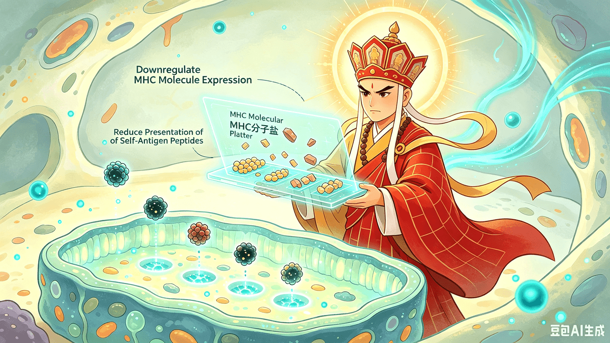Journey to the West: The Immunology Chronicles Episode 28: Crisis in the Kingdom of Women — The Mystery of Self-Antigen Misidentification The four pilgrims crossed the Golden Cave Mountain and continued their westward trek. Before long, they entered the borders of the Kingdom of Women. It was a land of breathtaking beauty—lush mountains, fragrant flowers, and bustling streets lined with shops. Curiously, every inhabitant was female. While the atmosphere seemed peaceful, a strange, underlying tension hung in the air. The White Dragon Horse, transformed into human form, looked puzzled. "Master, Monkey, why are there only women here? More importantly, I feel my internal immune signals flickering. It’s as if the immune system is 'misidentifying' its own people!" Sun Wukong (The Monkey King) leaped into the air, his Fiery Eyes scanning the kingdom. He frowned. "The Dragon is right. The Queen of this land is emitting abnormal immune signals. It appears her system has broken its Immune Tolerance. It is mistaking healthy self-tissues for foreign invaders. This is a classic case of Self-Antigen Misidentification!" Pigsy scratched his head, looking baffled. "Master, what in the world is 'Self-Antigen Misidentification'? I’m lost." Tripitaka (The Tang Monk) reined in his horse and explained gently, "Pigsy, it is a malfunction where the immune system loses the ability to distinguish between 'self' and 'non-self.' It treats the body’s own healthy tissues as dangerous enemies and launches an attack. The Queen’s spiritual energy is in chaos because her immune system is attacking her own body, and this imbalance is rippling out to her people." "Master, are they in danger?" Sandy asked, gripping his staff. "We must help them." At the city gates, they were met by a group of female officials. "Holy physicians," the lead official bowed, "our Queen has heard of your arrival. She suffers from a mysterious ailment and requests your presence." They entered the palace, which was magnificent yet cold. The Queen sat upon her throne, pale and frail. Her joints appeared swollen, and her skin bore faint scars—the literal marks of an immune system turned against itself. "Grand Monk," the Queen whispered, "I am plagued by fatigue and constant pain. My temper has become volatile, and my people are falling ill with the same symptoms. Please, save us." Tripitaka stepped forward. Using his "Pattern Recognition" (PRR) abilities, he sensed the signals from the Queen’s wrist. "Your Majesty, this is no ordinary curse. Your immune system has misidentified your own proteins as foreign threats. It is a 'civil war' within your cells." Wukong brandished his Golden Staff. "Master, if these rogue immune cells are the problem, let me just sweep them away with one blow!" "No, Wukong!" Tripitaka stopped him. "This isn't an external invasion. If you blindly destroy the immune cells, you will cause further depletion and chaos. We must re-educate the system and restore Immune Tolerance." Suddenly, the Grand Preceptor burst into the hall, her eyes glowing with a frantic light. "Nonsense! The Queen is haunted by demons, not these 'antigens' you speak of! I will purge these outsiders myself!" In reality, the Preceptor was an Auto-reactive T-cell, abnormally activated and driving the attack on the kingdom (the body). "How dare you!" Wukong roared, clashing with the Preceptor. Because she was powered by the Queen's own distorted signals, she was surprisingly strong. Pigsy tried to help, but found his coordination failing. "Master! My regulatory signals are being jammed by the chaos!" Sandy tried to manifest protective antibodies, but they were being misdirected to attack the palace walls instead of the enemy. "Master, my antibodies are attacking 'Self'! I’m losing strength!" Tripitaka remained calm. He began to chant, activating a profound Immune Regulation mechanism. He signaled the body to down-regulate its MHC molecules (which present the "self" targets) and released a flood of Immune-Suppressive Factors. "Wukong, stop the blind fighting! Target only the rogue signals!" Tripitaka commanded. "Pigsy, focus! Differentiate into Treg cells (Regulatory T-cells) to suppress this runaway response! Sandy, stop the attack antibodies and produce Regulatory Antibodies to restore peace!" Pigsy gritted his teeth, concentrating his energy. "I’m on it, Master! Releasing the Tregs! Time to calm these cells down!" Sandy adjusted his flow, neutralizing the harmful auto-antibodies. "Regulatory charms activated! Peace is returning to the system!" Wukong’s Fiery Eyes locked onto the Grand Preceptor. No longer swinging wildly, he delivered a precise strike of Perforin and Granzymes, specifically dissolving the rogue cell. The Preceptor vanished into a cloud of black smoke, and the abnormal signals dissipated. Throughout the city, the citizens’ pain began to fade as the "civil war" ended. The Queen’s color returned. She stood up, bowing deeply. "Thank you, Holy Monk. You have saved my kingdom from itself." "Your Majesty," Tripitaka replied, "to stay healthy, one must maintain the balance of the immune system. When the guards of the body forget who they are protecting, tragedy follows." The Queen, moved by his wisdom and grace, offered him her throne and her hand in marriage. "Stay, and we shall rule this beautiful land together." Tripitaka bowed politely. "Your Majesty, my heart is set on the Great Tang—the realm of perfect homeostasis. I must complete my journey to ensure all beings can find this balance." Though saddened, the Queen respected his mission. She provided them with the necessary travel permits and saw them to the border. As they walked away, Pigsy grumbled, "Master, she was beautiful and rich! Why didn't we stay?" Wukong clipped him behind the ear. "Dunce! The Master is looking at the big picture. Besides, our journey isn't over. I can already sense a 'Scorpion' in the distance—a high-affinity toxin threat is coming our way!" The four pilgrims continued West, having mastered the lesson of Self-Tolerance, ready for the next challenge in the complex world of the body. ________________________________________ 🧪 Immunology Lab Notes: Basic Concepts To help you understand the "science" behind this episode, here are the key concepts explained: 1. Self-Antigen: These are the "ID cards" (proteins or sugars) found on your own cells. A healthy immune system recognizes these as "Self" and leaves them alone. 2. Immune Tolerance: This is the immune system's "peace treaty" with the body. It’s the process by which the immune system learns to ignore self-antigens while remaining ready to attack foreign invaders (like bacteria or viruses). 3. Autoimmunity (Self-Antigen Misidentification): This occurs when the "peace treaty" breaks down. The immune system mistakenly identifies a self-protein as a foreign threat. This leads to Autoimmune Diseases (like Rheumatoid Arthritis, Lupus, or Type 1 Diabetes). 4. Treg Cells (Regulatory T-cells): Think of these as the "Peacekeepers" or "Diplomats" (represented by Pigsy in this story). Their job is to shut down immune responses after a threat is gone and to prevent the system from attacking the body’s own tissues. 5. MHC (Major Histocompatibility Complex): These are like the "display platters" on the surface of cells that show pieces of protein to the immune system. If they display a "self" protein and the immune system is malfunctioning, it triggers an attack. 6. PRR (Pattern Recognition Receptors): These are the sensors (represented by Tripitaka) that the innate immune system uses to detect "danger signals" or foreign patterns. Voyage vers l'Ouest : Les Chroniques de l'Immunologie Épisode 28 : Crise au Royaume des Femmes — Le Mystère de l'Identification Métamorphique des Auto-antigènes Les quatre pèlerins traversèrent la Montagne de la Grotte d'Or et poursuivirent leur route vers l'ouest. Bientôt, ils pénétrèrent aux frontières du Royaume des Femmes. C'était une contrée d'une beauté à couper le souffle : des montagnes luxuriantes, des fleurs parfumées et des rues animées bordées de boutiques. Curieusement, tous les habitants étaient des femmes. Bien que l'atmosphère semblât paisible, une étrange tension sous-jacente planait. Le Cheval Dragon Blanc, transformé en humain, semblait perplexe. « Maître, Singe, pourquoi n'y a-t-il que des femmes ici ? Plus important encore, je sens mes signaux immunitaires internes vaciller. C'est comme si le système immunitaire "identifiait mal" ses propres membres ! » Sun Wukong (le Roi Singe) bondit dans les airs, ses Yeux de Feu scrutant le royaume. Il fronça les sourcils. « Le Dragon a raison. La Reine de ces terres émet des signaux immunitaires anormaux. Il semblerait que son système immunitaire ait rompu sa tolérance. Il confond ses propres tissus sains avec des envahisseurs étrangers. C'est un cas classique d'auto-identification erronée ! » Pigsy se gratta la tête, l'air perplexe. « Maître, qu'est-ce que c'est que cette histoire d'auto-identification erronée ? Je suis complètement perdu. » Tripitaka (le moine Tang) arrêta son cheval et expliqua doucement : « Pigsy, c'est un dysfonctionnement où le système immunitaire perd la capacité de distinguer le "soi" du "non-soi". Il considère les tissus sains du corps comme des ennemis dangereux et lance une attaque. L'énergie spirituelle de la Reine est en plein chaos car son système immunitaire attaque son propre corps, et ce déséquilibre se répercute sur son peuple. » « Maître, sont-ils en danger ? » demanda Sandy en serrant son bâton. « Nous devons les aider. » Aux portes de la ville, ils furent accueillis par un groupe de femmes dignitaires. « Médecins sacrés », déclara la principale en s'inclinant, « notre Reine a appris votre arrivée. Elle souffre d'un mal mystérieux et vous demande de venir la voir. » Ils entrèrent dans le palais, magnifique mais froid. La Reine était assise sur son trône, pâle et fragile. Ses articulations semblaient enflées et sa peau portait de légères cicatrices – les marques d'un système immunitaire retourné contre lui-même. « Grand Moine », murmura la Reine, « je suis accablée de fatigue et de douleurs constantes. Mon humeur est devenue instable et mon peuple est atteint des mêmes symptômes. Je vous en prie, sauvez-nous. » Tripitaka s'avança. Utilisant ses capacités de « Reconnaissance des Formes » (RF), il perçut les signaux provenant du poignet de la Reine. « Votre Majesté, il ne s'agit pas d'une malédiction ordinaire. Votre système immunitaire a identifié vos propres protéines comme des menaces étrangères. C'est une véritable guerre civile au sein de vos cellules. » Wukong brandit son Bâton d'Or. « Maître, si ces cellules immunitaires défectueuses sont le problème, laissez-moi les éliminer d'un seul coup ! » « Non, Wukong ! » l'interrompit Tripitaka. « Il ne s'agit pas d'une invasion extérieure. Si vous détruisez aveuglément les cellules immunitaires, vous provoquerez un épuisement et un chaos encore plus grands. Nous devons rééduquer le système et rétablir la tolérance immunitaire. » Soudain, la Grande Préceptrice fit irruption dans la salle, les yeux brillants d'une lueur frénétique. « Absurde ! La Reine est hantée par des démons, pas par ces "antigènes" dont vous parlez ! Je purgerai moi-même ces intrus ! » En réalité, la Préceptrice était un lymphocyte T auto-réactif, anormalement activé et à l'origine de l'attaque contre le royaume (le corps). « Comment osez-vous ! » rugit Wukong en se jetant sur la Préceptrice. Puisant sa force dans les signaux distordus de la Reine, elle était étonnamment puissante. Pigsy tenta de l'aider, mais il sentit sa coordination le lâcher. « Maître ! Mes signaux régulateurs sont brouillés par le chaos ! » Sandy tenta de manifester des anticorps protecteurs, mais ceux-ci étaient mal dirigés et attaquaient les murs du palais au lieu de l'ennemi. « Maître, mes anticorps attaquent le "Soi" ! Je suis à bout de forces ! » Tripitaka garda son calme. Il commença à chanter, activant un puissant mécanisme de régulation immunitaire. Il ordonna au corps de réduire l'expression de ses molécules MHC (qui présentent les cibles du "soi") et libéra une grande quantité de facteurs immunosuppresseurs. « Wukong, arrête ce combat aveugle ! Cible uniquement les signaux anormaux ! » ordonna Tripitaka. « Pigsy, concentre-toi ! Différencie-toi en cellules Treg (lymphocytes T régulateurs) pour supprimer cette réaction incontrôlée ! Sandy, arrête les anticorps d'attaque et produis des anticorps régulateurs pour rétablir la paix ! » Pigsy serra les dents, concentrant son énergie. « J'y travaille, Maître ! Je libère les Treg ! Il est temps de calmer ces cellules ! » Sandy ajusta son flux, neutralisant les auto-anticorps nocifs. « Charme régulateur activé ! La paix revient dans le système ! » Les yeux ardents de Wukong se fixèrent sur le Grand Précepteur. Cessant ses mouvements désordonnés, il porta une attaque précise de Perforine et de Granzymes, dissolvant instantanément la cellule rebelle. Le Précepteur disparut dans un nuage de fumée noire et les signaux anormaux se dissipèrent. Dans toute la ville, la douleur des citoyens commença à s'estomper, la « guerre civile » prenant fin. La Reine reprit des couleurs. Elle se releva et s'inclina profondément. « Merci, Saint Moine. Vous m'avez sauvée. » « Le royaume de lui-même. » « Votre Majesté, répondit Tripitaka, pour rester en bonne santé, il faut maintenir l'équilibre du système immunitaire. Lorsque les gardiens du corps oublient qui ils protègent, la tragédie s'ensuit. » La Reine, touchée par sa sagesse et sa grâce, lui offrit son trône et sa main. « Restez, et nous régnerons ensemble sur cette magnifique contrée. » Tripitaka s'inclina poliment. « Votre Majesté, mon cœur est tourné vers le Grand Tang, le royaume de l'homéostasie parfaite. Je dois achever mon voyage afin que tous les êtres puissent trouver cet équilibre. » Bien qu'attristée, la Reine respecta sa mission. Elle leur fournit les permis de voyage nécessaires et les accompagna jusqu'à la frontière. Tandis qu'ils s'éloignaient, Pigsy grommela : « Maître, elle était belle et riche ! Pourquoi ne sommes-nous pas restés ? » Wukong lui donna une tape derrière l'oreille. « Imbécile ! Le Maître voit les choses dans leur ensemble. De plus, notre voyage n'est pas terminé. » Je sens déjà un scorpion au loin ! Une toxine à haute affinité se dirige vers nous ! Les quatre pèlerins poursuivirent leur route vers l'ouest, ayant assimilé la leçon de l'auto-tolérance, prêts à relever le prochain défi dans le monde complexe du corps. ________________________________________ 🧪 Notes de laboratoire d'immunologie : Concepts de base Pour vous aider à comprendre la science derrière cet épisode, voici les concepts clés expliqués : 1. Auto-antigène : Ce sont les « cartes d'identité » (protéines ou sucres) présentes à la surface de vos propres cellules. Un système immunitaire sain les reconnaît comme faisant partie du « soi » et les laisse tranquilles. 2. Tolérance immunitaire : C'est le « pacte de paix » que le système immunitaire établit avec le corps. C'est le processus par lequel le système immunitaire apprend à ignorer les auto-antigènes tout en restant prêt à attaquer les envahisseurs étrangers (comme les bactéries ou les virus). 3. Auto-immunité (erreur d'identification des auto-antigènes) : Elle survient lorsque le « pacte de paix » est rompu. Le système immunitaire identifie alors par erreur un auto-antigène. Les protéines du soi sont perçues comme une menace étrangère. Cela conduit à des maladies auto-immunes (comme la polyarthrite rhumatoïde, le lupus ou le diabète de type 1). 4. Cellules Treg (lymphocytes T régulateurs) : Imaginez-les comme les « gardiens de la paix » ou les « diplomates » (représentés par Pigsy dans cette histoire). Leur rôle est de stopper la réponse immunitaire une fois la menace éliminée et d’empêcher le système immunitaire d’attaquer les propres tissus de l’organisme. 5. Complexe majeur d’histocompatibilité (CMH) : Ces molécules sont comme des « plateaux d’exposition » à la surface des cellules, présentant des fragments de protéines au système immunitaire. Si elles présentent une protéine du soi et que le système immunitaire dysfonctionne, cela déclenche une attaque. 6. Récepteurs de reconnaissance de motifs (PRR) : Ce sont les capteurs (représentés par Tripitaka) que le système immunitaire inné utilise pour détecter les « signaux de danger » ou les motifs étrangers. Journey to the West: The Immunology Chronicles Episode 28: Crisis in the Kingdom of Women — The Mystery of Self-Antigen Misidentification The four pilgrims crossed the Golden Cave Mountain and continued their westward trek. Before long, they entered the borders of the Kingdom of Women. It was a land of breathtaking beauty—lush mountains, fragrant flowers, and bustling streets lined with shops. Curiously, every inhabitant was female. While the atmosphere seemed peaceful, a strange, underlying tension hung in the air. The White Dragon Horse, transformed into human form, looked puzzled. "Master, Monkey, why are there only women here? More importantly, I feel my internal immune signals flickering. It’s as if the immune system is 'misidentifying' its own people!" Sun Wukong (The Monkey King) leaped into the air, his Fiery Eyes scanning the kingdom. He frowned. "The Dragon is right. The Queen of this land is emitting abnormal immune signals. It appears her system has broken its Immune Tolerance. It is mistaking healthy self-tissues for foreign invaders. This is a classic case of Self-Antigen Misidentification!" Pigsy scratched his head, looking baffled. "Master, what in the world is 'Self-Antigen Misidentification'? I’m lost." Tripitaka (The Tang Monk) reined in his horse and explained gently, "Pigsy, it is a malfunction where the immune system loses the ability to distinguish between 'self' and 'non-self.' It treats the body’s own healthy tissues as dangerous enemies and launches an attack. The Queen’s spiritual energy is in chaos because her immune system is attacking her own body, and this imbalance is rippling out to her people." "Master, are they in danger?" Sandy asked, gripping his staff. "We must help them." At the city gates, they were met by a group of female officials. "Holy physicians," the lead official bowed, "our Queen has heard of your arrival. She suffers from a mysterious ailment and requests your presence." They entered the palace, which was magnificent yet cold. The Queen sat upon her throne, pale and frail. Her joints appeared swollen, and her skin bore faint scars—the literal marks of an immune system turned against itself. "Grand Monk," the Queen whispered, "I am plagued by fatigue and constant pain. My temper has become volatile, and my people are falling ill with the same symptoms. Please, save us." Tripitaka stepped forward. Using his "Pattern Recognition" (PRR) abilities, he sensed the signals from the Queen’s wrist. "Your Majesty, this is no ordinary curse. Your immune system has misidentified your own proteins as foreign threats. It is a 'civil war' within your cells." Wukong brandished his Golden Staff. "Master, if these rogue immune cells are the problem, let me just sweep them away with one blow!" "No, Wukong!" Tripitaka stopped him. "This isn't an external invasion. If you blindly destroy the immune cells, you will cause further depletion and chaos. We must re-educate the system and restore Immune Tolerance." Suddenly, the Grand Preceptor burst into the hall, her eyes glowing with a frantic light. "Nonsense! The Queen is haunted by demons, not these 'antigens' you speak of! I will purge these outsiders myself!" In reality, the Preceptor was an Auto-reactive T-cell, abnormally activated and driving the attack on the kingdom (the body). "How dare you!" Wukong roared, clashing with the Preceptor. Because she was powered by the Queen's own distorted signals, she was surprisingly strong. Pigsy tried to help, but found his coordination failing. "Master! My regulatory signals are being jammed by the chaos!" Sandy tried to manifest protective antibodies, but they were being misdirected to attack the palace walls instead of the enemy. "Master, my antibodies are attacking 'Self'! I’m losing strength!" Tripitaka remained calm. He began to chant, activating a profound Immune Regulation mechanism. He signaled the body to down-regulate its MHC molecules (which present the "self" targets) and released a flood of Immune-Suppressive Factors. "Wukong, stop the blind fighting! Target only the rogue signals!" Tripitaka commanded. "Pigsy, focus! Differentiate into Treg cells (Regulatory T-cells) to suppress this runaway response! Sandy, stop the attack antibodies and produce Regulatory Antibodies to restore peace!" Pigsy gritted his teeth, concentrating his energy. "I’m on it, Master! Releasing the Tregs! Time to calm these cells down!" Sandy adjusted his flow, neutralizing the harmful auto-antibodies. "Regulatory charms activated! Peace is returning to the system!" Wukong’s Fiery Eyes locked onto the Grand Preceptor. No longer swinging wildly, he delivered a precise strike of Perforin and Granzymes, specifically dissolving the rogue cell. The Preceptor vanished into a cloud of black smoke, and the abnormal signals dissipated. Throughout the city, the citizens’ pain began to fade as the "civil war" ended. The Queen’s color returned. She stood up, bowing deeply. "Thank you, Holy Monk. You have saved my kingdom from itself." "Your Majesty," Tripitaka replied, "to stay healthy, one must maintain the balance of the immune system. When the guards of the body forget who they are protecting, tragedy follows." The Queen, moved by his wisdom and grace, offered him her throne and her hand in marriage. "Stay, and we shall rule this beautiful land together." Tripitaka bowed politely. "Your Majesty, my heart is set on the Great Tang—the realm of perfect homeostasis. I must complete my journey to ensure all beings can find this balance." Though saddened, the Queen respected his mission. She provided them with the necessary travel permits and saw them to the border. As they walked away, Pigsy grumbled, "Master, she was beautiful and rich! Why didn't we stay?" Wukong clipped him behind the ear. "Dunce! The Master is looking at the big picture. Besides, our journey isn't over. I can already sense a 'Scorpion' in the distance—a high-affinity toxin threat is coming our way!" The four pilgrims continued West, having mastered the lesson of Self-Tolerance, ready for the next challenge in the complex world of the body. ________________________________________ 🧪 Immunology Lab Notes: Basic Concepts To help you understand the "science" behind this episode, here are the key concepts explained: 1. Self-Antigen: These are the "ID cards" (proteins or sugars) found on your own cells. A healthy immune system recognizes these as "Self" and leaves them alone. 2. Immune Tolerance: This is the immune system's "peace treaty" with the body. It’s the process by which the immune system learns to ignore self-antigens while remaining ready to attack foreign invaders (like bacteria or viruses). 3. Autoimmunity (Self-Antigen Misidentification): This occurs when the "peace treaty" breaks down. The immune system mistakenly identifies a self-protein as a foreign threat. This leads to Autoimmune Diseases (like Rheumatoid Arthritis, Lupus, or Type 1 Diabetes). 4. Treg Cells (Regulatory T-cells): Think of these as the "Peacekeepers" or "Diplomats" (represented by Pigsy in this story). Their job is to shut down immune responses after a threat is gone and to prevent the system from attacking the body’s own tissues. 5. MHC (Major Histocompatibility Complex): These are like the "display platters" on the surface of cells that show pieces of protein to the immune system. If they display a "self" protein and the immune system is malfunctioning, it triggers an attack. 6. PRR (Pattern Recognition Receptors): These are the sensors (represented by Tripitaka) that the innate immune system uses to detect "danger signals" or foreign patterns. Voyage vers l'Ouest : Les Chroniques de l'Immunologie Épisode 28 : Crise au Royaume des Femmes — Le Mystère de l'Identification Métamorphique des Auto-antigènes Les quatre pèlerins traversèrent la Montagne de la Grotte d'Or et poursuivirent leur route vers l'ouest. Bientôt, ils pénétrèrent aux frontières du Royaume des Femmes. C'était une contrée d'une beauté à couper le souffle : des montagnes luxuriantes, des fleurs parfumées et des rues animées bordées de boutiques. Curieusement, tous les habitants étaient des femmes. Bien que l'atmosphère semblât paisible, une étrange tension sous-jacente planait. Le Cheval Dragon Blanc, transformé en humain, semblait perplexe. « Maître, Singe, pourquoi n'y a-t-il que des femmes ici ? Plus important encore, je sens mes signaux immunitaires internes vaciller. C'est comme si le système immunitaire "identifiait mal" ses propres membres ! » Sun Wukong (le Roi Singe) bondit dans les airs, ses Yeux de Feu scrutant le royaume. Il fronça les sourcils. « Le Dragon a raison. La Reine de ces terres émet des signaux immunitaires anormaux. Il semblerait que son système immunitaire ait rompu sa tolérance. Il confond ses propres tissus sains avec des envahisseurs étrangers. C'est un cas classique d'auto-identification erronée ! » Pigsy se gratta la tête, l'air perplexe. « Maître, qu'est-ce que c'est que cette histoire d'auto-identification erronée ? Je suis complètement perdu. » Tripitaka (le moine Tang) arrêta son cheval et expliqua doucement : « Pigsy, c'est un dysfonctionnement où le système immunitaire perd la capacité de distinguer le "soi" du "non-soi". Il considère les tissus sains du corps comme des ennemis dangereux et lance une attaque. L'énergie spirituelle de la Reine est en plein chaos car son système immunitaire attaque son propre corps, et ce déséquilibre se répercute sur son peuple. » « Maître, sont-ils en danger ? » demanda Sandy en serrant son bâton. « Nous devons les aider. » Aux portes de la ville, ils furent accueillis par un groupe de femmes dignitaires. « Médecins sacrés », déclara la principale en s'inclinant, « notre Reine a appris votre arrivée. Elle souffre d'un mal mystérieux et vous demande de venir la voir. » Ils entrèrent dans le palais, magnifique mais froid. La Reine était assise sur son trône, pâle et fragile. Ses articulations semblaient enflées et sa peau portait de légères cicatrices – les marques d'un système immunitaire retourné contre lui-même. « Grand Moine », murmura la Reine, « je suis accablée de fatigue et de douleurs constantes. Mon humeur est devenue instable et mon peuple est atteint des mêmes symptômes. Je vous en prie, sauvez-nous. » Tripitaka s'avança. Utilisant ses capacités de « Reconnaissance des Formes » (RF), il perçut les signaux provenant du poignet de la Reine. « Votre Majesté, il ne s'agit pas d'une malédiction ordinaire. Votre système immunitaire a identifié vos propres protéines comme des menaces étrangères. C'est une véritable guerre civile au sein de vos cellules. » Wukong brandit son Bâton d'Or. « Maître, si ces cellules immunitaires défectueuses sont le problème, laissez-moi les éliminer d'un seul coup ! » « Non, Wukong ! » l'interrompit Tripitaka. « Il ne s'agit pas d'une invasion extérieure. Si vous détruisez aveuglément les cellules immunitaires, vous provoquerez un épuisement et un chaos encore plus grands. Nous devons rééduquer le système et rétablir la tolérance immunitaire. » Soudain, la Grande Préceptrice fit irruption dans la salle, les yeux brillants d'une lueur frénétique. « Absurde ! La Reine est hantée par des démons, pas par ces "antigènes" dont vous parlez ! Je purgerai moi-même ces intrus ! » En réalité, la Préceptrice était un lymphocyte T auto-réactif, anormalement activé et à l'origine de l'attaque contre le royaume (le corps). « Comment osez-vous ! » rugit Wukong en se jetant sur la Préceptrice. Puisant sa force dans les signaux distordus de la Reine, elle était étonnamment puissante. Pigsy tenta de l'aider, mais il sentit sa coordination le lâcher. « Maître ! Mes signaux régulateurs sont brouillés par le chaos ! » Sandy tenta de manifester des anticorps protecteurs, mais ceux-ci étaient mal dirigés et attaquaient les murs du palais au lieu de l'ennemi. « Maître, mes anticorps attaquent le "Soi" ! Je suis à bout de forces ! » Tripitaka garda son calme. Il commença à chanter, activant un puissant mécanisme de régulation immunitaire. Il ordonna au corps de réduire l'expression de ses molécules MHC (qui présentent les cibles du "soi") et libéra une grande quantité de facteurs immunosuppresseurs. « Wukong, arrête ce combat aveugle ! Cible uniquement les signaux anormaux ! » ordonna Tripitaka. « Pigsy, concentre-toi ! Différencie-toi en cellules Treg (lymphocytes T régulateurs) pour supprimer cette réaction incontrôlée ! Sandy, arrête les anticorps d'attaque et produis des anticorps régulateurs pour rétablir la paix ! » Pigsy serra les dents, concentrant son énergie. « J'y travaille, Maître ! Je libère les Treg ! Il est temps de calmer ces cellules ! » Sandy ajusta son flux, neutralisant les auto-anticorps nocifs. « Charme régulateur activé ! La paix revient dans le système ! » Les yeux ardents de Wukong se fixèrent sur le Grand Précepteur. Cessant ses mouvements désordonnés, il porta une attaque précise de Perforine et de Granzymes, dissolvant instantanément la cellule rebelle. Le Précepteur disparut dans un nuage de fumée noire et les signaux anormaux se dissipèrent. Dans toute la ville, la douleur des citoyens commença à s'estomper, la « guerre civile » prenant fin. La Reine reprit des couleurs. Elle se releva et s'inclina profondément. « Merci, Saint Moine. Vous m'avez sauvée. » « Le royaume de lui-même. » « Votre Majesté, répondit Tripitaka, pour rester en bonne santé, il faut maintenir l'équilibre du système immunitaire. Lorsque les gardiens du corps oublient qui ils protègent, la tragédie s'ensuit. » La Reine, touchée par sa sagesse et sa grâce, lui offrit son trône et sa main. « Restez, et nous régnerons ensemble sur cette magnifique contrée. » Tripitaka s'inclina poliment. « Votre Majesté, mon cœur est tourné vers le Grand Tang, le royaume de l'homéostasie parfaite. Je dois achever mon voyage afin que tous les êtres puissent trouver cet équilibre. » Bien qu'attristée, la Reine respecta sa mission. Elle leur fournit les permis de voyage nécessaires et les accompagna jusqu'à la frontière. Tandis qu'ils s'éloignaient, Pigsy grommela : « Maître, elle était belle et riche ! Pourquoi ne sommes-nous pas restés ? » Wukong lui donna une tape derrière l'oreille. « Imbécile ! Le Maître voit les choses dans leur ensemble. De plus, notre voyage n'est pas terminé. » Je sens déjà un scorpion au loin ! Une toxine à haute affinité se dirige vers nous ! Les quatre pèlerins poursuivirent leur route vers l'ouest, ayant assimilé la leçon de l'auto-tolérance, prêts à relever le prochain défi dans le monde complexe du corps. ________________________________________ 🧪 Notes de laboratoire d'immunologie : Concepts de base Pour vous aider à comprendre la science derrière cet épisode, voici les concepts clés expliqués : 1. Auto-antigène : Ce sont les « cartes d'identité » (protéines ou sucres) présentes à la surface de vos propres cellules. Un système immunitaire sain les reconnaît comme faisant partie du « soi » et les laisse tranquilles. 2. Tolérance immunitaire : C'est le « pacte de paix » que le système immunitaire établit avec le corps. C'est le processus par lequel le système immunitaire apprend à ignorer les auto-antigènes tout en restant prêt à attaquer les envahisseurs étrangers (comme les bactéries ou les virus). 3. Auto-immunité (erreur d'identification des auto-antigènes) : Elle survient lorsque le « pacte de paix » est rompu. Le système immunitaire identifie alors par erreur un auto-antigène. Les protéines du soi sont perçues comme une menace étrangère. Cela conduit à des maladies auto-immunes (comme la polyarthrite rhumatoïde, le lupus ou le diabète de type 1). 4. Cellules Treg (lymphocytes T régulateurs) : Imaginez-les comme les « gardiens de la paix » ou les « diplomates » (représentés par Pigsy dans cette histoire). Leur rôle est de stopper la réponse immunitaire une fois la menace éliminée et d’empêcher le système immunitaire d’attaquer les propres tissus de l’organisme. 5. Complexe majeur d’histocompatibilité (CMH) : Ces molécules sont comme des « plateaux d’exposition » à la surface des cellules, présentant des fragments de protéines au système immunitaire. Si elles présentent une protéine du soi et que le système immunitaire dysfonctionne, cela déclenche une attaque. 6. Récepteurs de reconnaissance de motifs (PRR) : Ce sont les capteurs (représentés par Tripitaka) que le système immunitaire inné utilise pour détecter les « signaux de danger » ou les motifs étrangers.