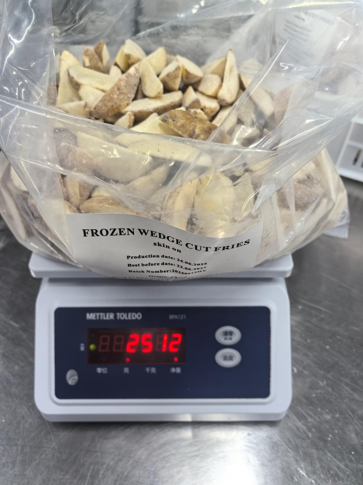 BRC Certifiacted Label Frozen Potato Wedges BRC Certifiacted Label Frozen Potato Wedges