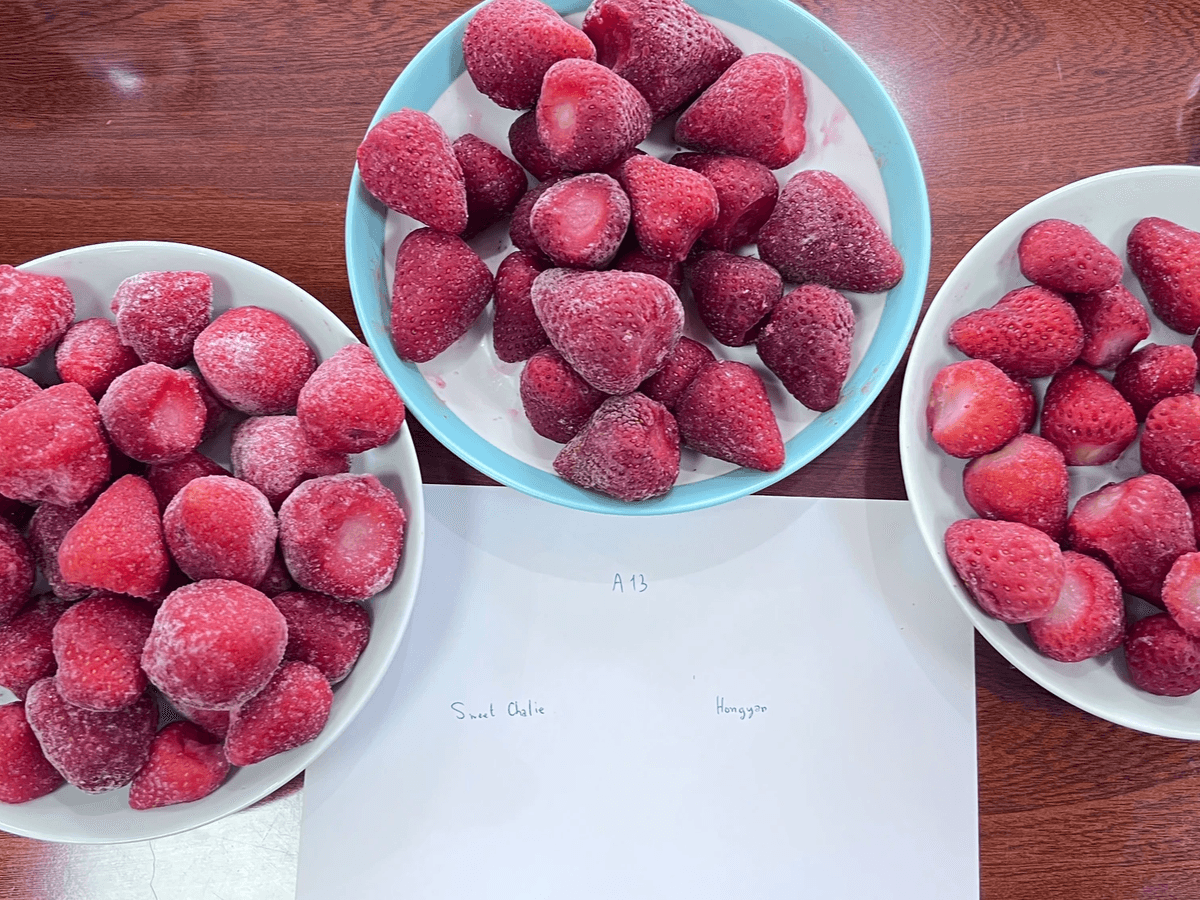 IQF Strawberries Sweet Charlie Variety