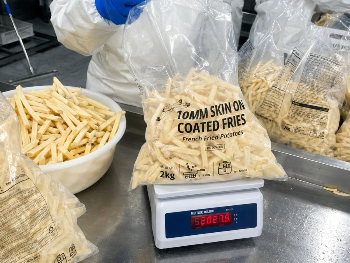 Frozen Straight Cut Fries