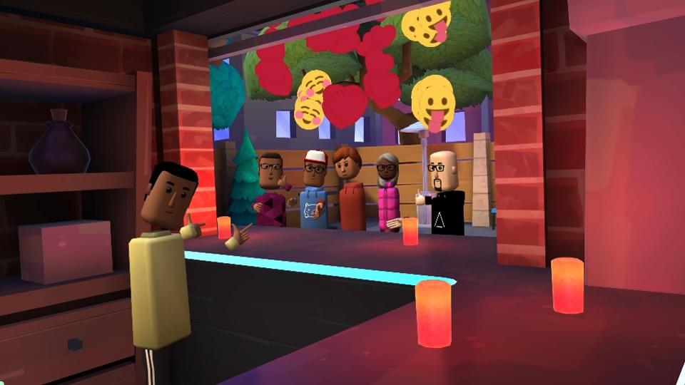 Socializing is a big part of conferences, but figuring out how to do it in VR is challenging. ALTSPACEVR Socializing is a big part of conferences, but figuring out how to do it in VR is challenging. ALTSPACEVR