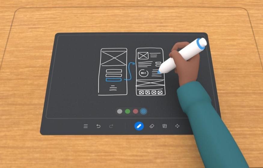 Dream on your desk, share it with the team, and save it to your PC. FACEBOOK REALITY LABS Dream on your desk, share it with the team, and save it to your PC. FACEBOOK REALITY LABS