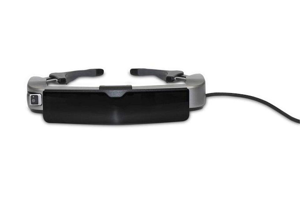 The a sunglass clip the Moverio BT-350 can be used in daylight, a common problem for AR. EPSON The a sunglass clip the Moverio BT-350 can be used in daylight, a common problem for AR. EPSON
