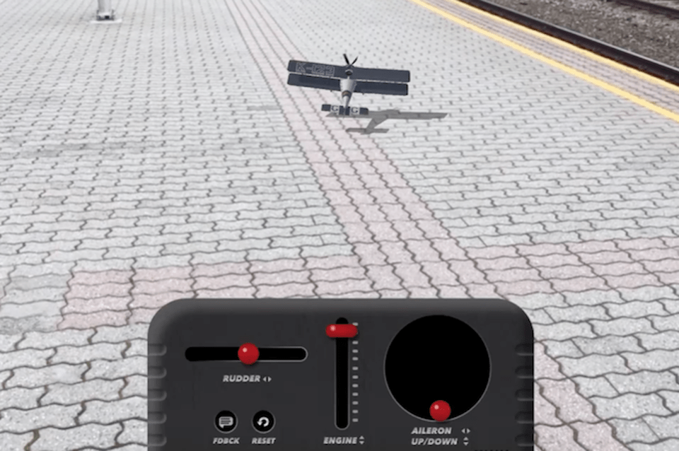 AR Airplanes are much easier to fly outside, just like the real thing. AR Airplanes are much easier to fly outside, just like the real thing.