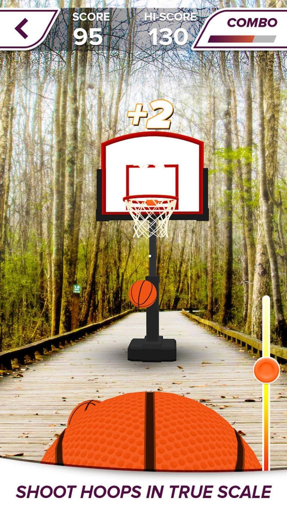 AR Sports Basketball is one of the more amusing free diversions in the app store. AR Sports Basketball is one of the more amusing free diversions in the app store.