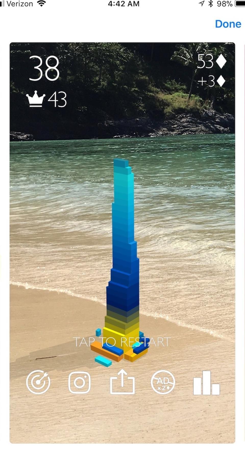 I’m getting a little addicted to Stack AR. You can take it anywhere. I’m getting a little addicted to Stack AR. You can take it anywhere.