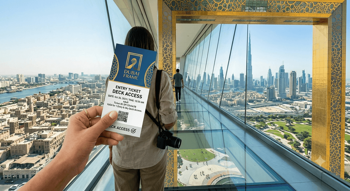 Dubai: Entry Ticket to the Dubai Frame with Deck Access Dubai: Entry Ticket to the Dubai Frame with Deck Access