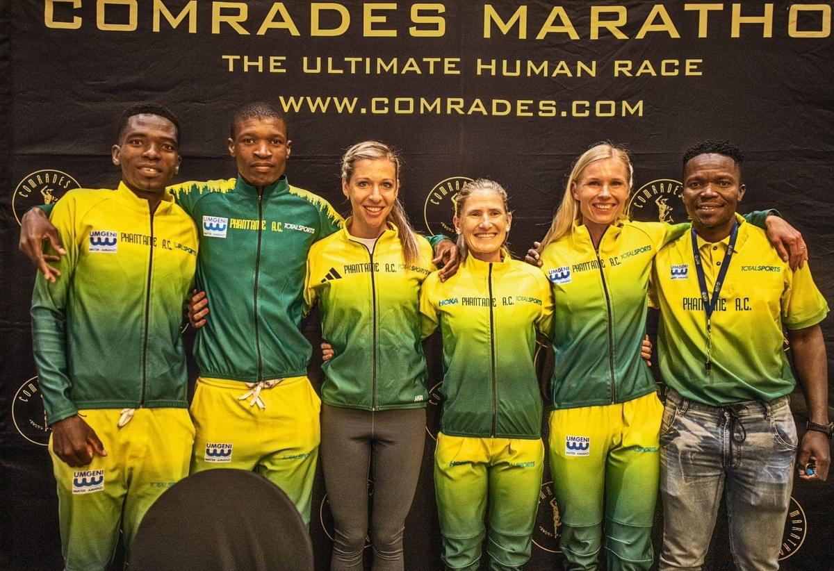 Gerda and Mdu inspiring exciting athletics talent at Phantane Athletics Club in Durban Gerda and Mdu inspiring exciting athletics talent at Phantane Athletics Club in Durban