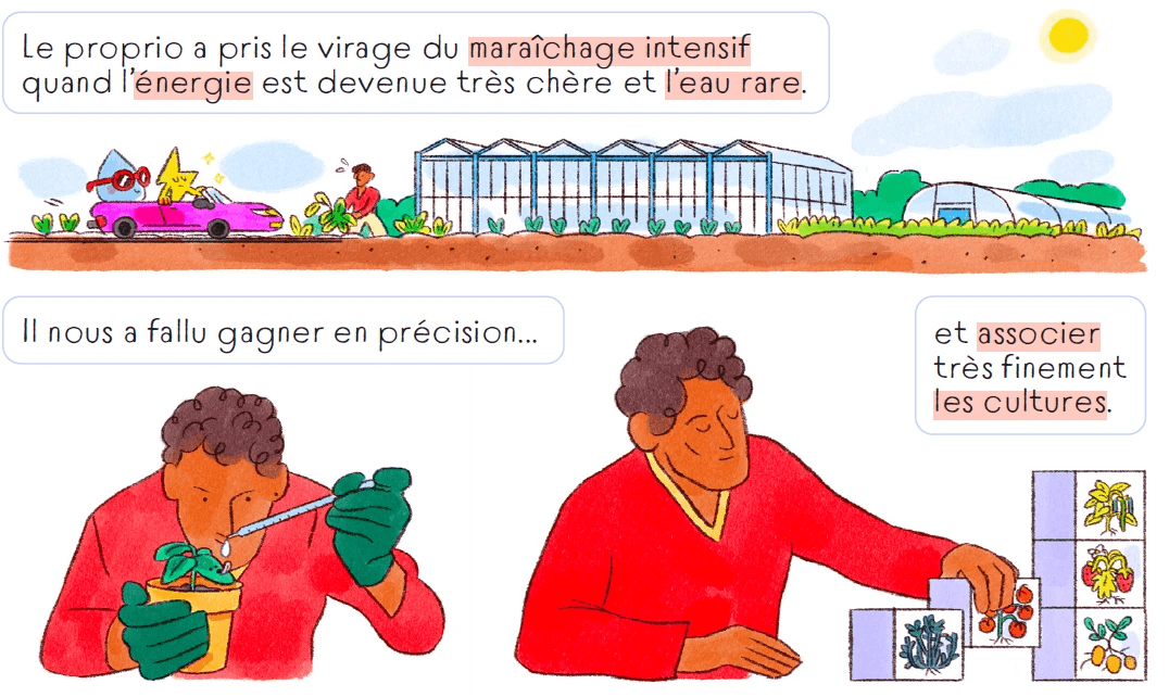 détail de bande dessinée par Eve Barlier détail de bande dessinée par Eve Barlier