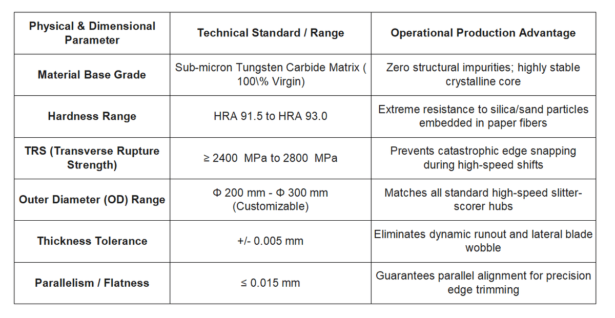 Tungsten Carbide Slitter Knives for Corrugated Cardboard | Circular Blades for Corrugator Machinery