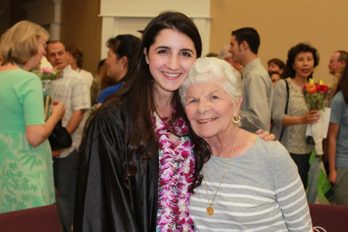 Mom and Brianna at graduation Mom and Brianna at graduation