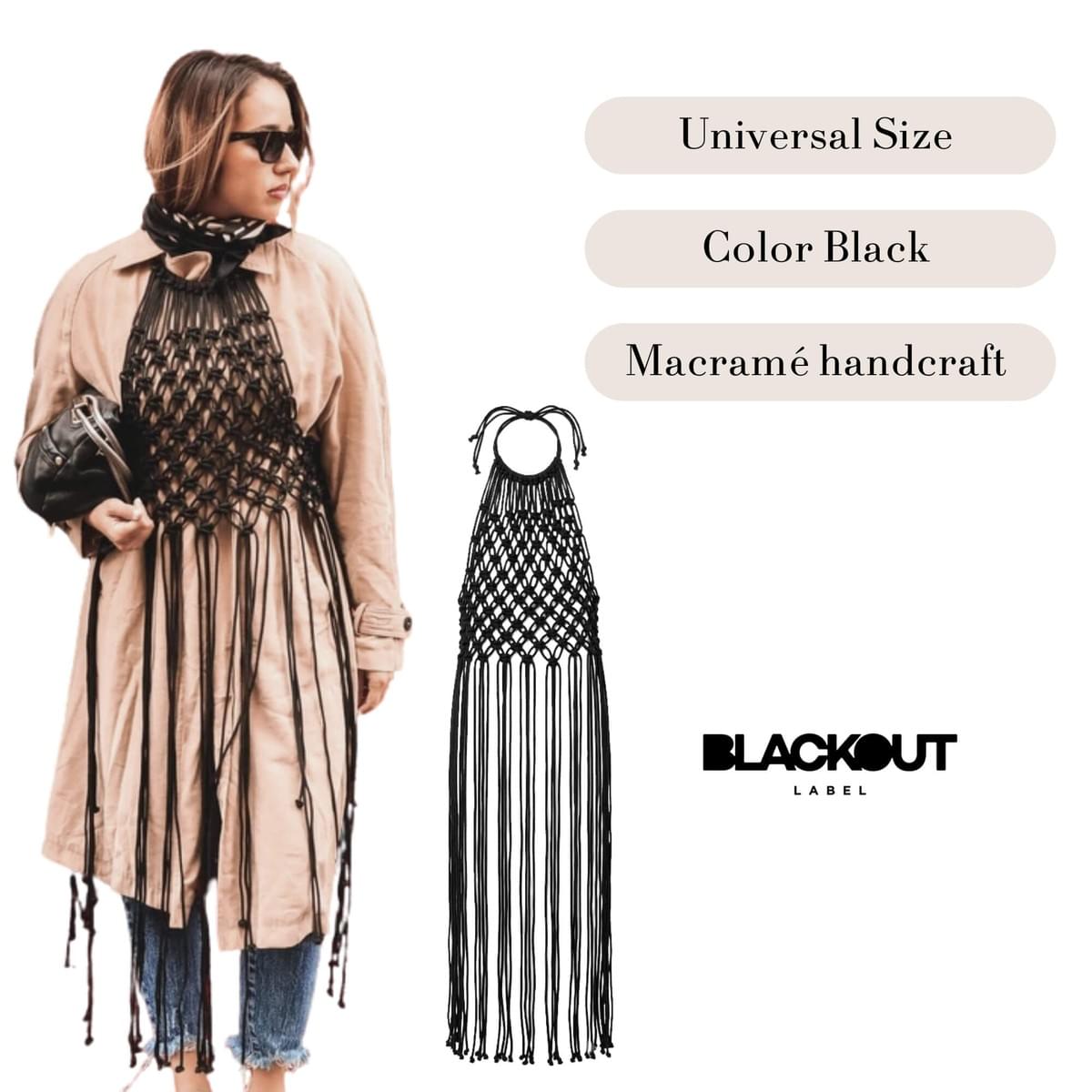 Luxury Macramé Dress - Sandra dress