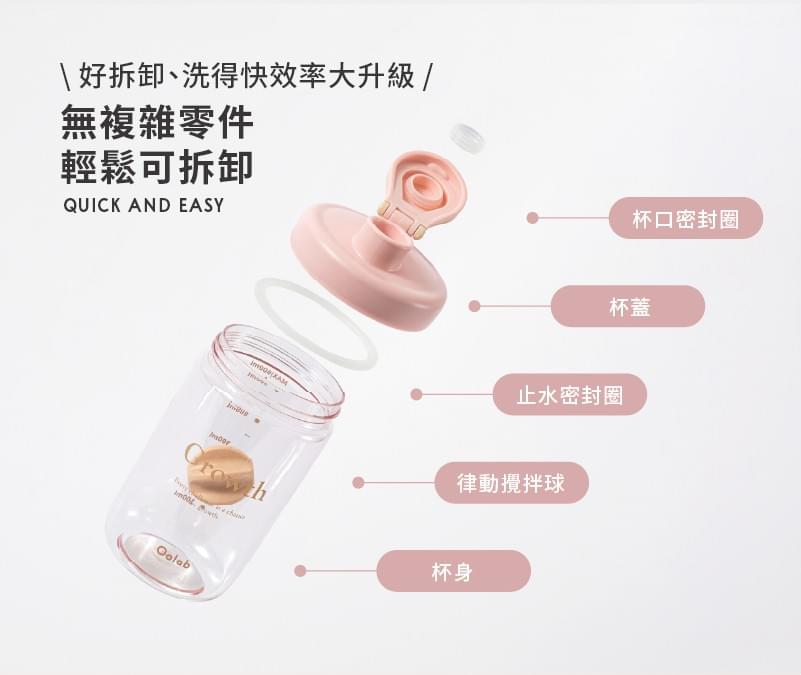 LilyCC x 台灣良杯製所團購 - 律動蛋白搖搖杯500ML