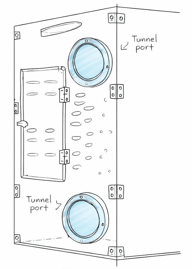 4×2×3ft. Custom Bird Cage (2-Pack)