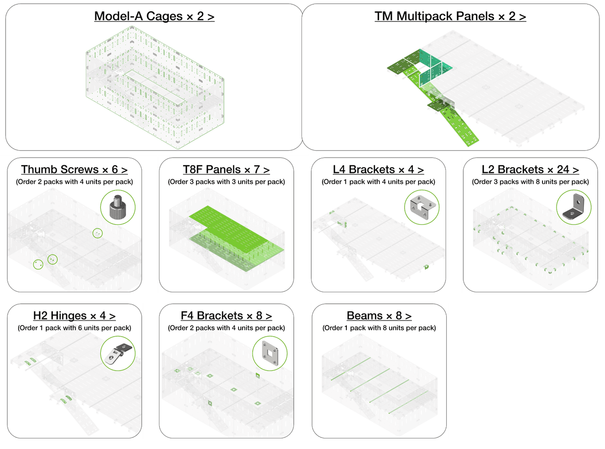 DIY 4×2ft Cage + 2nd Floor + Ramp