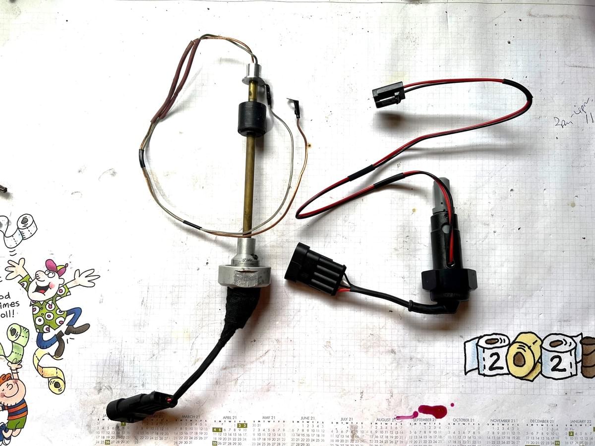 Dog's breakfast on the left, modern upgrade on the right Dog's breakfast on the left, modern upgrade on the right