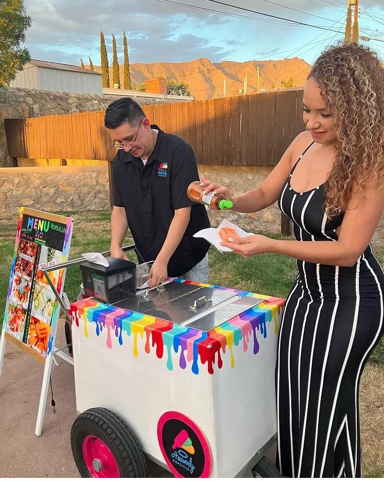 At Heavenly Popsicle & More LLC, we pride ourselves on using only the freshest, all-natural ingredients. Each popsicle is made with real fruit, ensuring a burst of flavor in every bite. Savor the difference that quality ingredients make in your refreshing treats. Fresh Ingredients What We Offer Hand-Crafted Refreshing Popsicles made with real fruit. We deliver & cater :)
DM Call/Text 915.304.7681 At Heavenly Popsicle & More LLC, we pride ourselves on using only the freshest, all-natural ingredients. Each popsicle is made with real fruit, ensuring a burst of flavor in every bite. Savor the difference that quality ingredients make in your refreshing treats. Fresh Ingredients What We Offer Hand-Crafted Refreshing Popsicles made with real fruit. We deliver & cater :)
DM Call/Text 915.304.7681