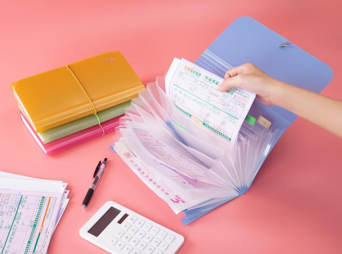 B5 Size 13-Pocket Accordion Folder