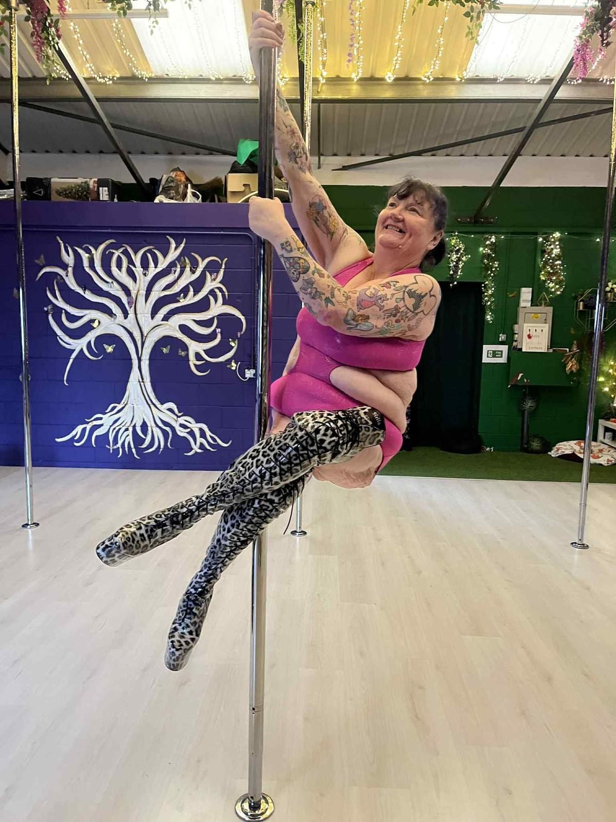 Pole fitness in heels can be sexy and empowering Pole fitness in heels can be sexy and empowering