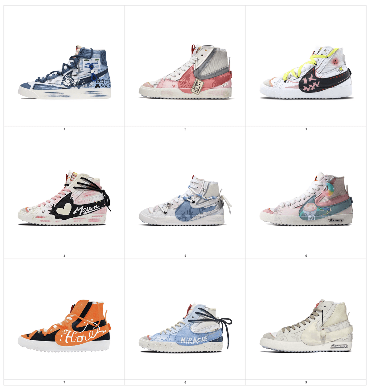 Modified shoes-Blazer