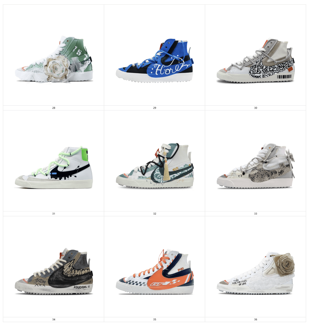Modified shoes-Blazer