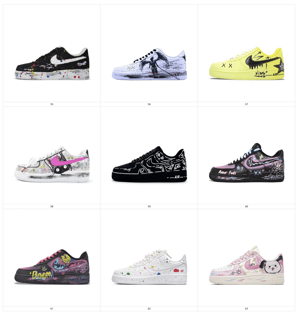 Modified shoes-Force 1