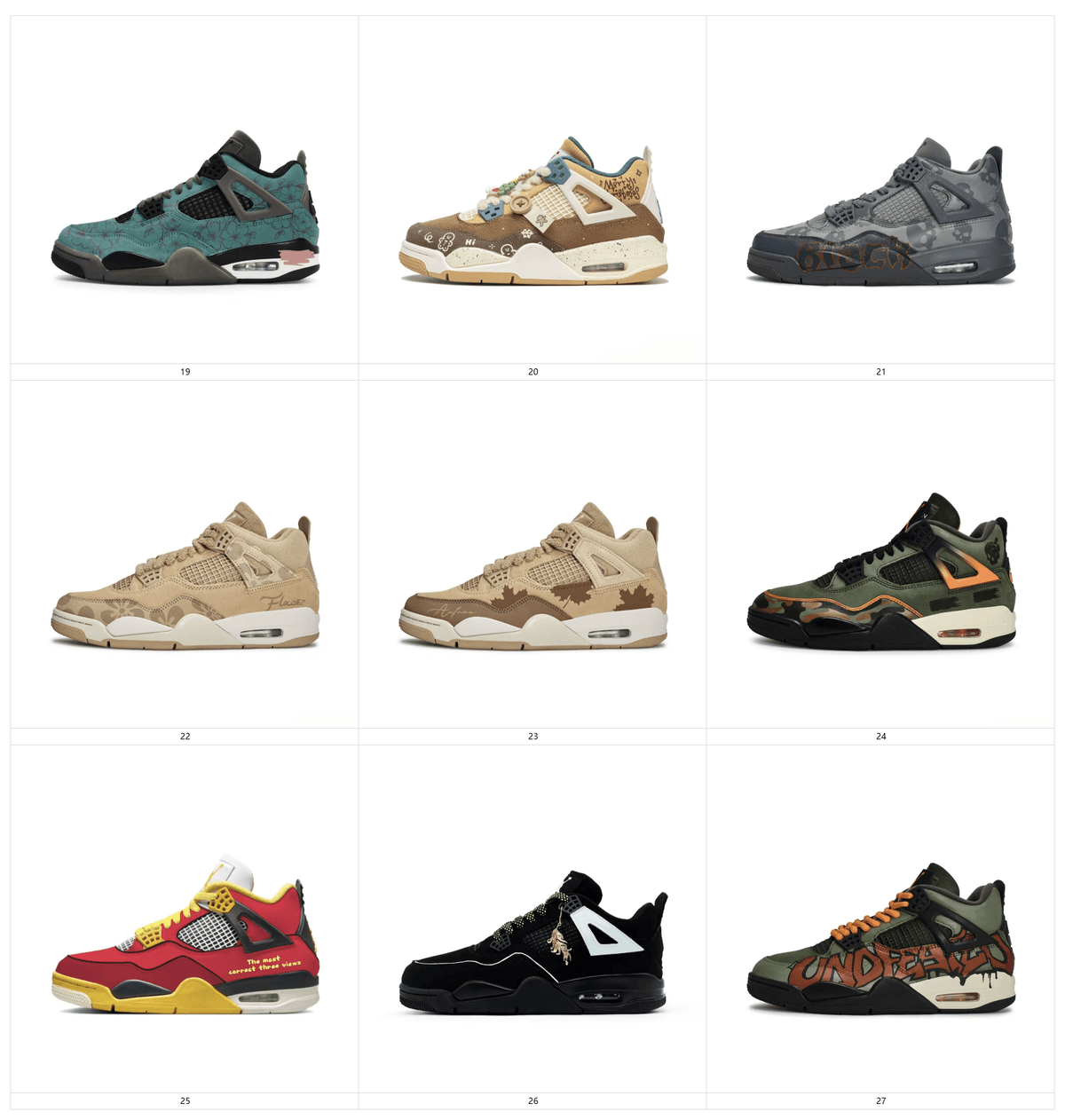 Modified shoes-AJ 4