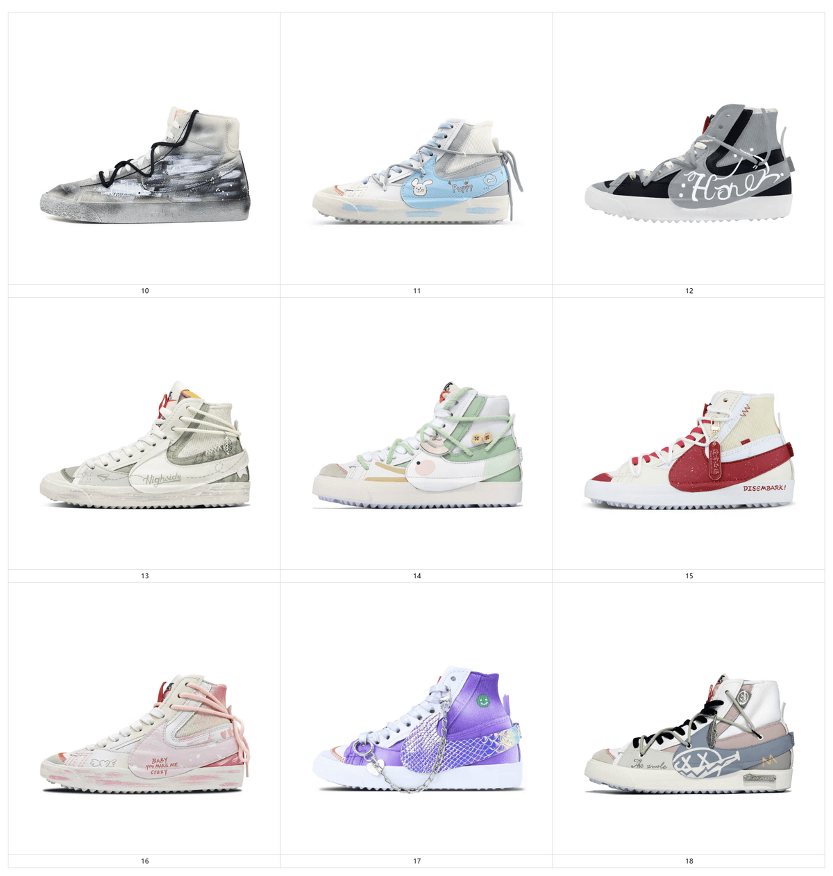 Modified shoes-Blazer