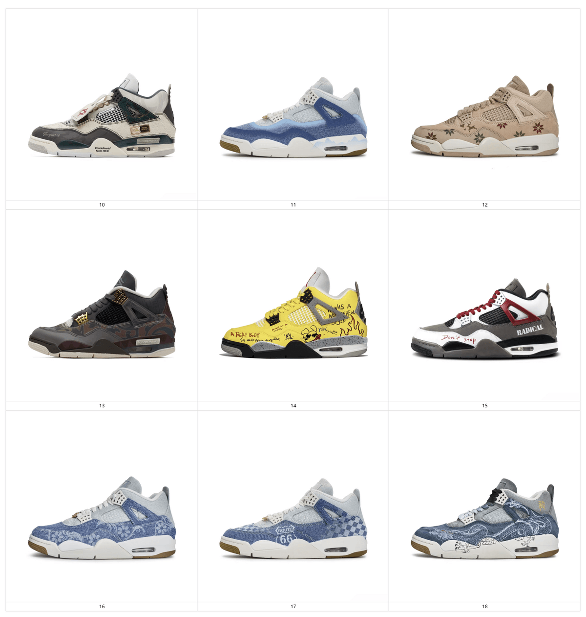 Modified shoes-AJ 4