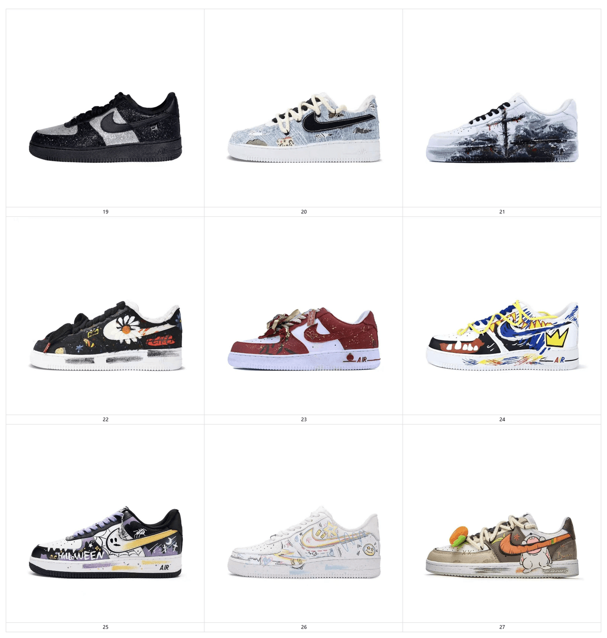Modified shoes-Force 1