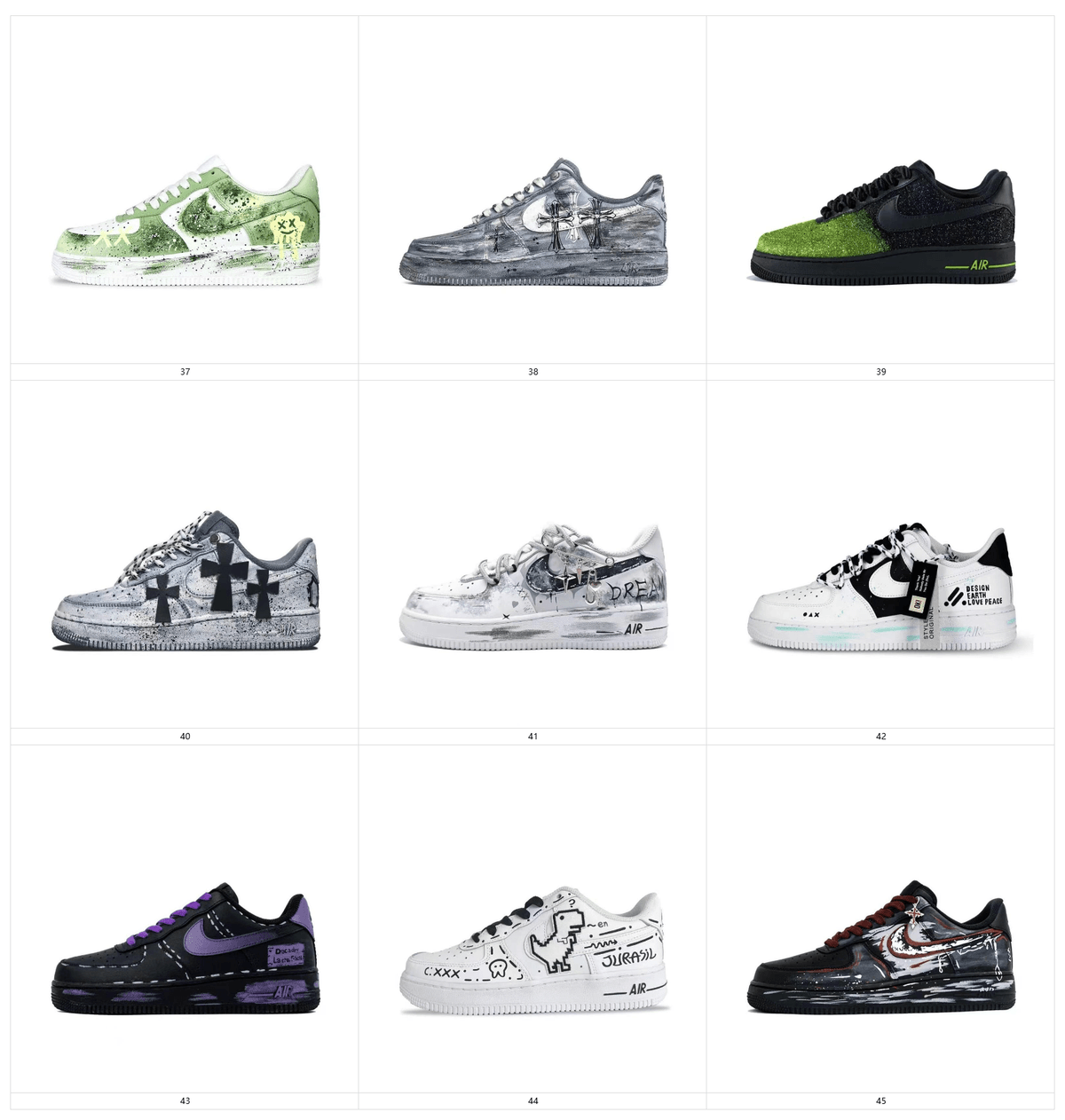 Modified shoes-Force 1