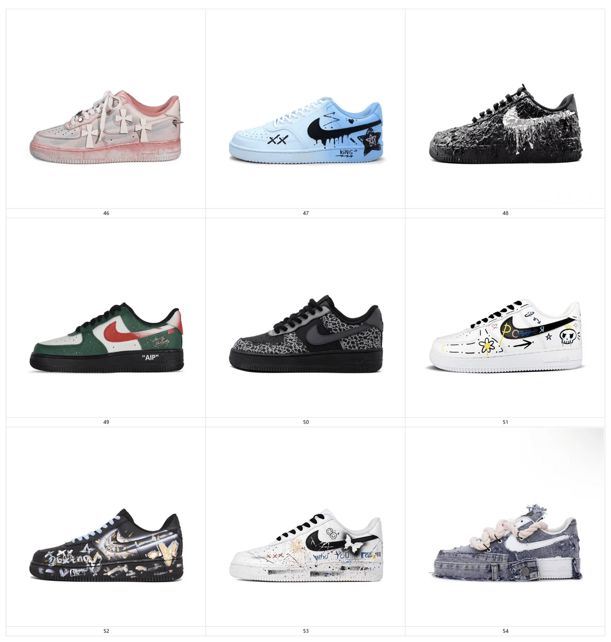Modified shoes-Force 1