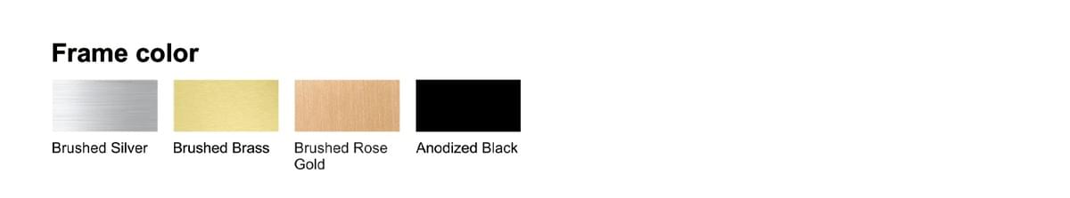 Cirra Rim Edge - Framed Round LED Mirrors