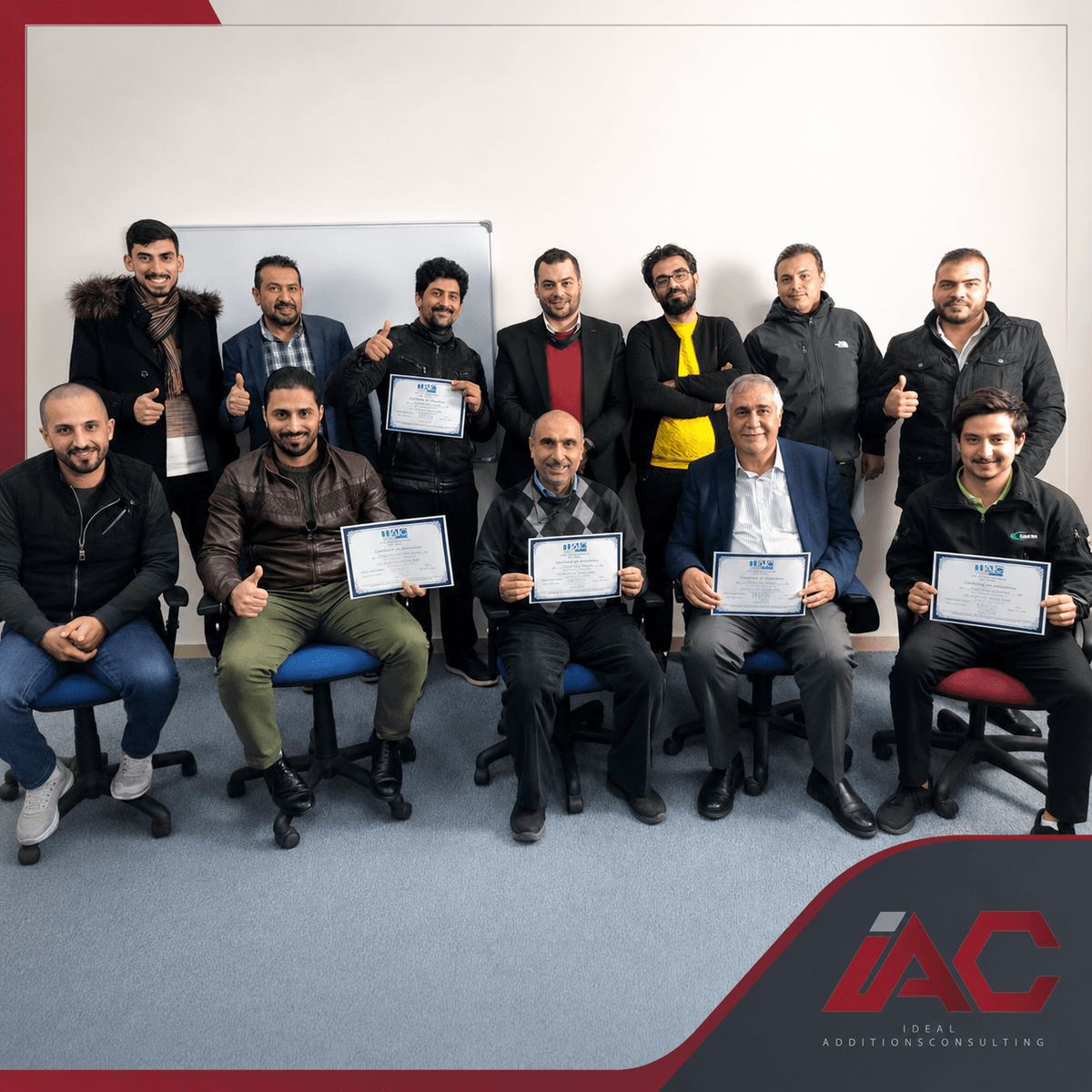جانب من مشاركة الحضور في دورة تأهيل أنظمة الإدارة المدمجة IMS لشهادات الأيزو 9001 و 14001 و 45001 المنظمة من شركة IAC جانب من مشاركة الحضور في دورة تأهيل أنظمة الإدارة المدمجة IMS لشهادات الأيزو 9001 و 14001 و 45001 المنظمة من شركة IAC