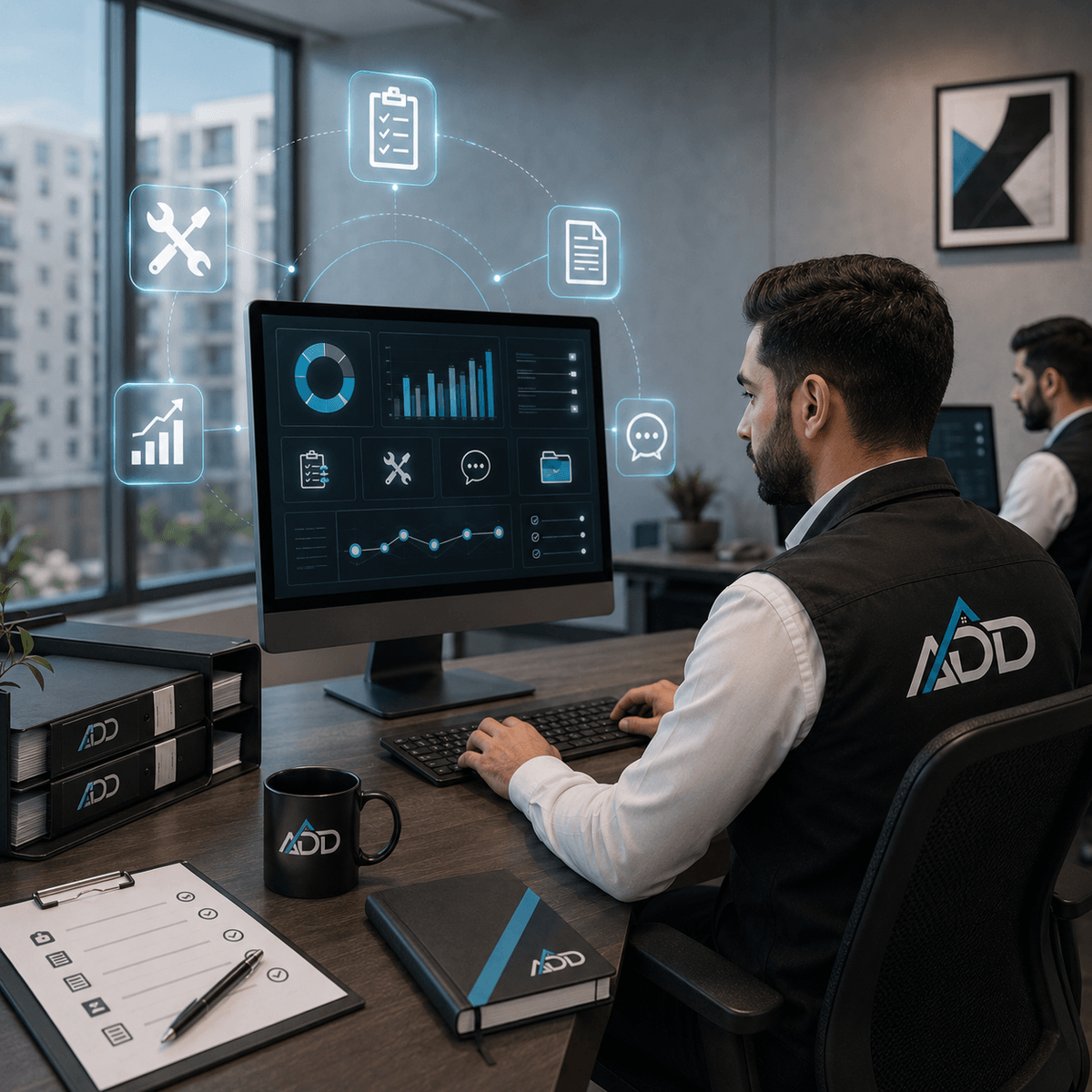 نعتمد إجراءات واضحة وسجلات منظّمة ومتابعة مستمرة؛ لتقليل الهدر والاحتكاك وتحسين سير الأعمال المرتبطة بالعقار. نعتمد إجراءات واضحة وسجلات منظّمة ومتابعة مستمرة؛ لتقليل الهدر والاحتكاك وتحسين سير الأعمال المرتبطة بالعقار.
