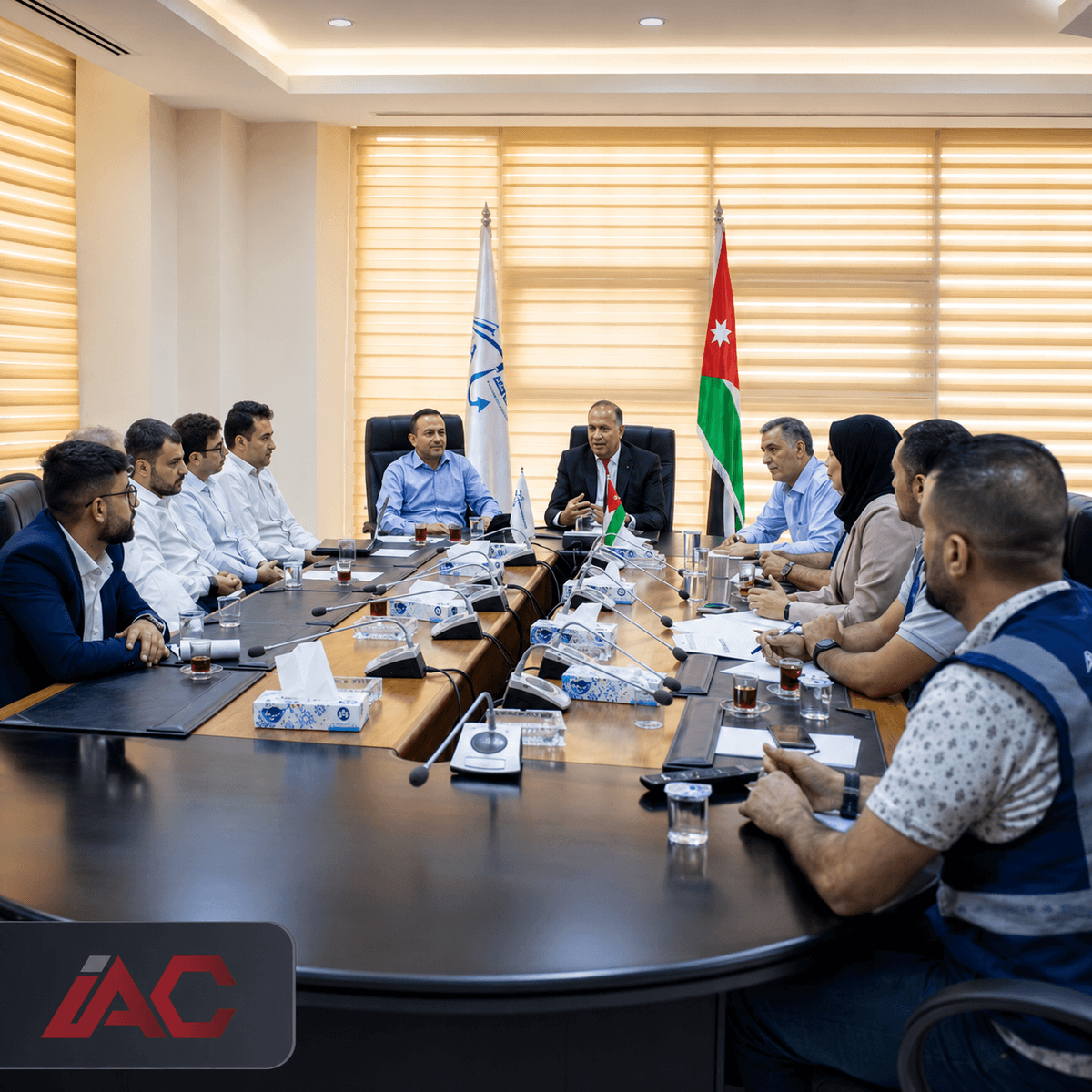 جانب من الاجتماع التأسيسي لإطلاق مشروع تطوير أنظمة السلامة والصحة المهنية والبيئة واستمرارية الأعمال لشركة العقبة لإدارة وتشغيل الموانئ بالتعاون مع شركة الإضافات المثالية IAC جانب من الاجتماع التأسيسي لإطلاق مشروع تطوير أنظمة السلامة والصحة المهنية والبيئة واستمرارية الأعمال لشركة العقبة لإدارة وتشغيل الموانئ بالتعاون مع شركة الإضافات المثالية IAC