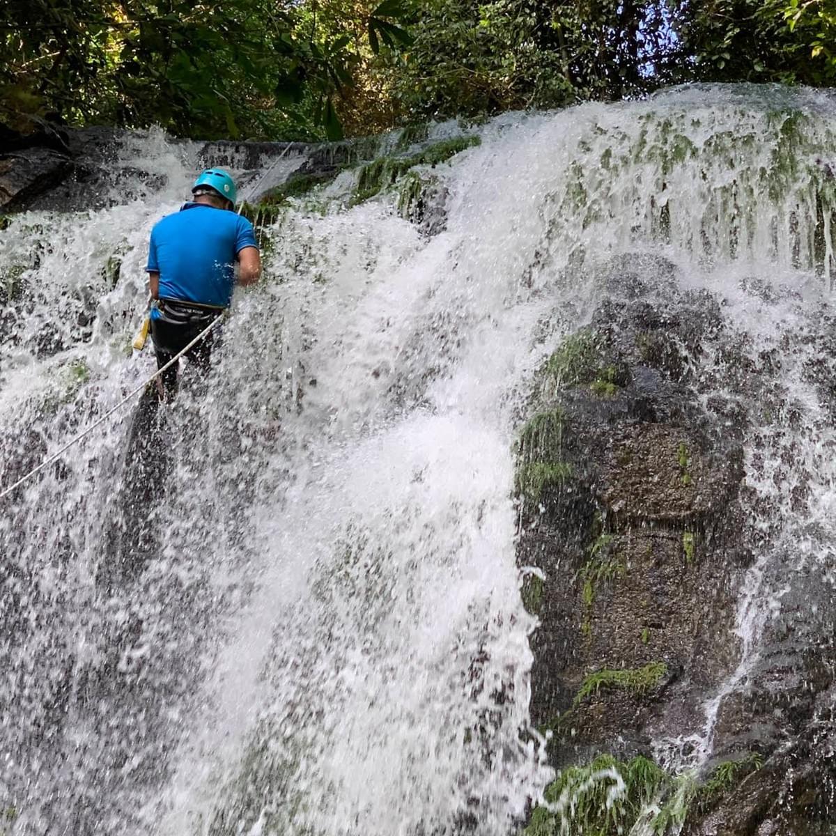 Costa Canyoning – Waterfall rappelling adventure in Uvita. Photo Credit: Costa Canyoning Costa Canyoning – Waterfall rappelling adventure in Uvita. Photo Credit: Costa Canyoning