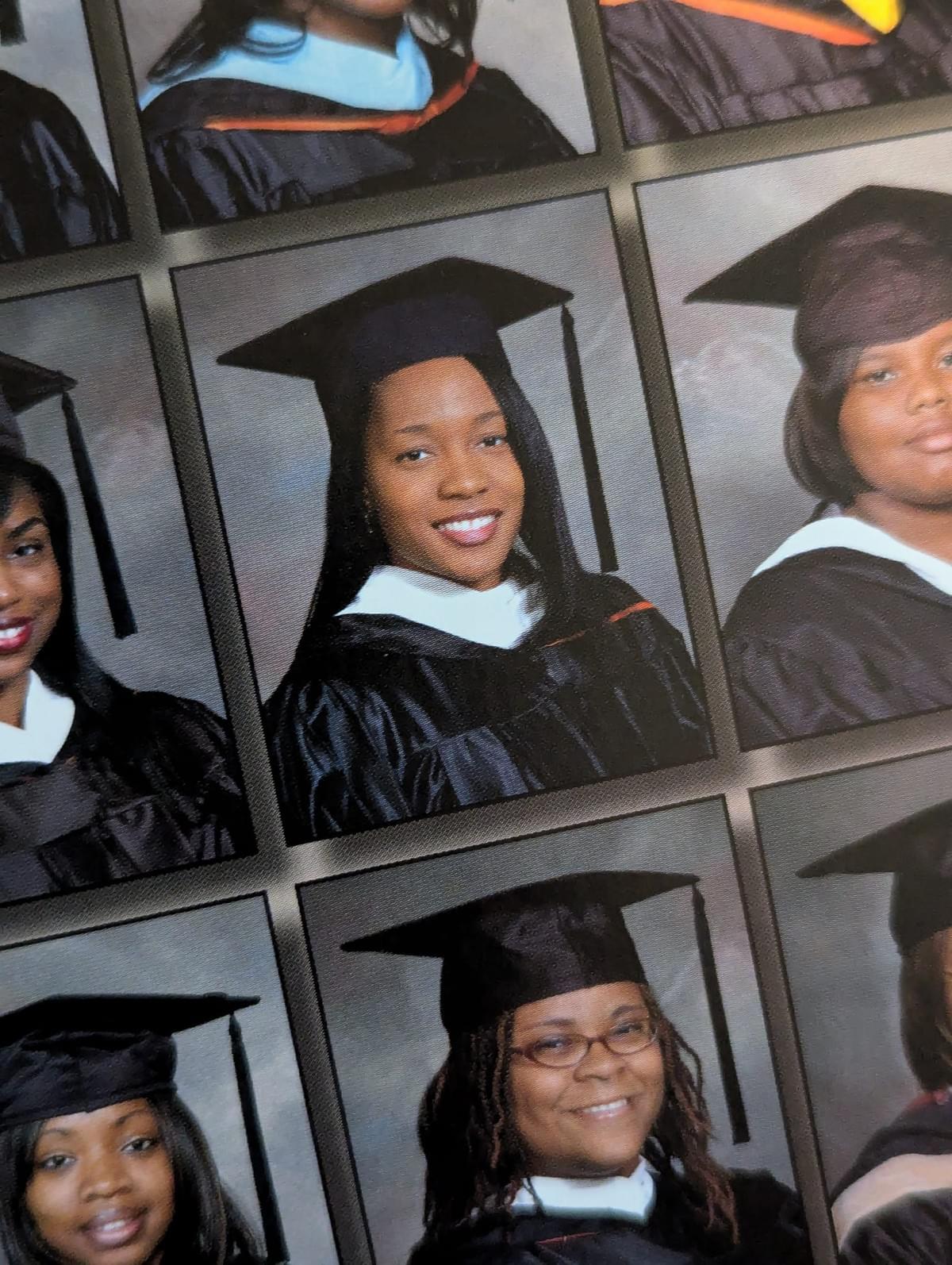 Makeda in Claflin University Sweatshirt Makeda in Claflin University Sweatshirt