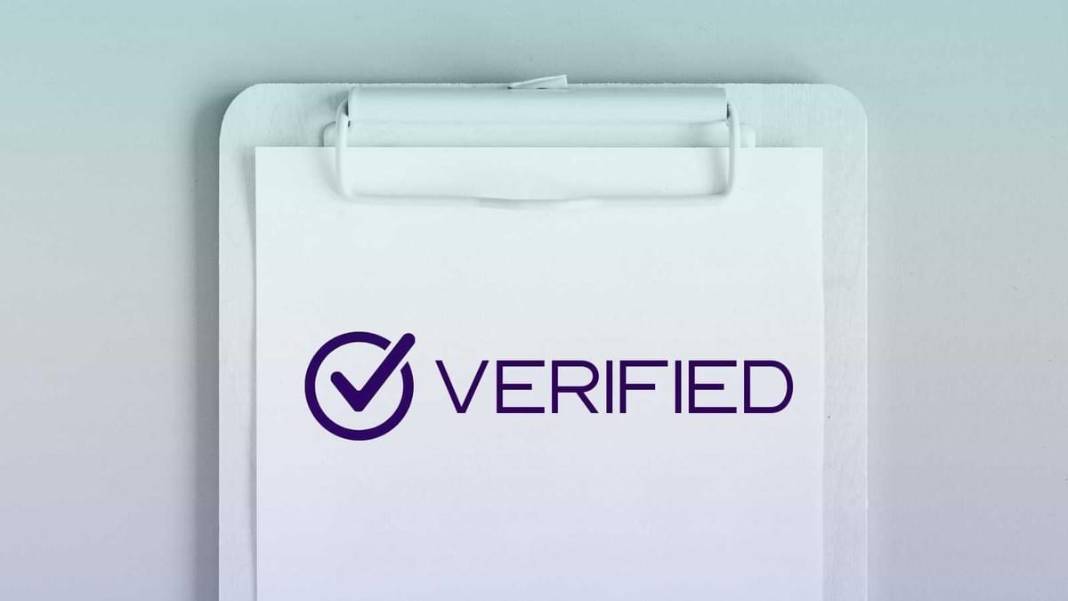 Verified checklist Verified checklist