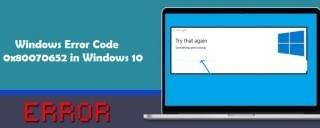 Fix Windows Error Code 0x80070652 in Windows 10 Fix Windows Error Code 0x80070652 in Windows 10