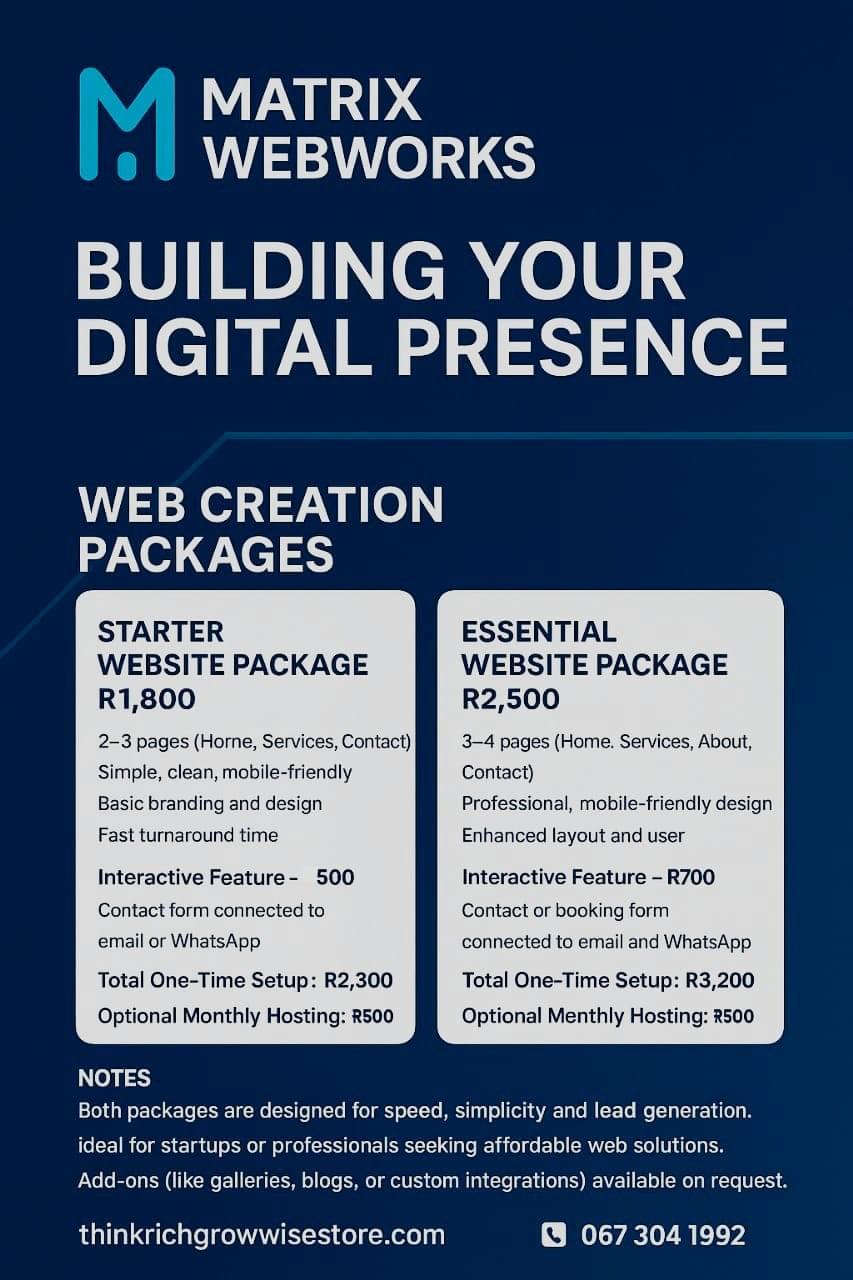 Matrix Webworks Digital Prescense