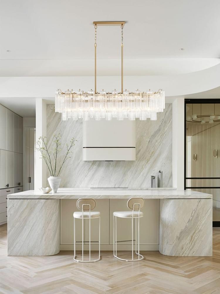 14 light Linear Large Murano Colorful 36 Glass Irregularity Design Chandelier for Dining Room